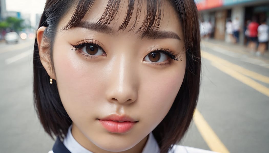 Tags: 21872187, SDXL
{"3": {"inputs": {"seed": 385641863588621, "steps": 32, "cfg": 7.14, "sampler_name": "dpmpp_2m", "scheduler": "karras", "denoise": 1.0, "model": ["27", 0], "positive": ["6", 0], "negative": ["7", 0], "latent_image": ["5", 0]}, "class_type": "KSampler"}, "4": {"inputs": {"ckpt_name": "juggernautxl.safetensors"}, "class_type": "CheckpointLoaderSimple"}, "5": {"inputs": {"width": 1344, "height": 768, "batch_size": 1}, "class_type": "EmptyLatentImage"}, "6": {"inputs": {"text": "28 year old girl, (korean:1.04), (chinese:1.03), (sexy lips:1.06), (pale skin:0.98), (beautiful eyes:1.14), (double eyelids:1.09), (cute:1.01), (slim:1.08), (eyelashes:1.07), (temptress:0.95), (seductive pose:1.03), (detailed face:1.06), (seductive facial expression:1.01), (idol:0.99), (perky ass:0.97), (exposed ass:1.09), (looking back:1.03), (sexy ass:1.12), (thigh gap:1.00), (school uniform:1.04), choker, busy street, (detailed skin:1.02), (portra:1.03), (RAW:1.09), (candid cinema:1.09), (skin fuzz:1.05), (film:1.02), (soft lighting:1.04), (textured skin:1.00), (natural looking skin:1.05)", "clip": ["27", 1]}, "class_type": "CLIPTextEncode"}, "7": {"inputs": {"text": "(worst quality:1.08), (twisted:1.09), (low resolution:1.14), (open mouth:1.05), (bad hands:1.07), (distorted:1.09), (watermark:1.13)", "clip": ["27", 1]}, "class_type": "CLIPTextEncode"}, "8": {"inputs": {"samples": ["3", 0], "vae": ["4", 2]}, "class_type": "VAEDecode"}, "25": {"inputs": {"lora_name": "nudify_xl.safetensors", "strength_model": 0.12, "strength_clip": 0.03, "model": ["4", 0], "clip": ["4", 1]}, "class_type": "LoraLoader"}, "26": {"inputs": {"lora_name": "shirtlift_SDXL_v2.safetensors", "strength_model": 0.0, "strength_clip": 0.06, "model": ["25", 0], "clip": ["25", 1]}, "class_type": "LoraLoader"}, "27": {"inputs": {"lora_name": "PerfectEyesXL.safetensors", "strength_model": 0.03, "strength_clip": 0.0, "model": ["26", 0], "clip": ["26", 1]}, "class_type": "LoraLoader"}, "30": {"inputs": {"model_name": "4x_NMKD-Superscale-SP_178000_G.pth"}, "class_type": "UpscaleModelLoader"}, "31": {"inputs": {"upscale_model": ["30", 0], "image": ["8", 0]}, "class_type": "ImageUpscaleWithModel"}, "32": {"inputs": {"upscale_method": "lanczos", "scale_by": 0.5, "image": ["31", 0]}, "class_type": "ImageScaleBy"}, "33": {"inputs": {"pixels": ["32", 0], "vae": ["4", 2]}, "class_type": "VAEEncode"}, "34": {"inputs": {"seed": 385641863588621, "steps": 32, "cfg": 7.14, "sampler_name": "dpmpp_2m", "scheduler": "karras", "denoise": 0.3, "model": ["27", 0], "positive": ["6", 0], "negative": ["7", 0], "latent_image": ["33", 0]}, "class_type": "KSampler"}, "36": {"inputs": {"samples": ["34", 0], "vae": ["4", 2]}, "class_type": "VAEDecode"}, "39": {"inputs": {"filename_prefix": "comfyapi-1714453445689", "images": ["36", 0]}, "class_type": "SaveImage"}}