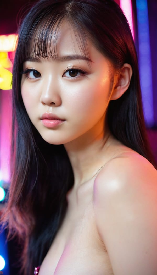 Tags: 21872187, SDXL
{"3": {"inputs": {"seed": 689409949876012, "steps": 64, "cfg": 7.98, "sampler_name": "dpmpp_2m", "scheduler": "karras", "denoise": 1.0, "model": ["27", 0], "positive": ["6", 0], "negative": ["7", 0], "latent_image": ["5", 0]}, "class_type": "KSampler"}, "4": {"inputs": {"ckpt_name": "juggernautxl.safetensors"}, "class_type": "CheckpointLoaderSimple"}, "5": {"inputs": {"width": 768, "height": 1344, "batch_size": 1}, "class_type": "EmptyLatentImage"}, "6": {"inputs": {"text": "20 year old girl, (korean:0.95), (ukrainian:1.04), (chinese:1.00), (double eyelids:1.13), (sexy lips:1.07), (cute:1.04), (eyelashes:1.01), (detailed face:1.13), (temptress:1.04), (beautiful eyes:1.14), (blush:1.09), (idol:1.02), (pale skin:0.97), (seductive facial expression:1.09), (slim:1.09), (seductive pose:1.08), (in a seductive pose:1.08), (large perky breasts:1.09), (cleavage:1.10), (thigh gap:1.07), (a pole dancer:0.96) at a night club, (soft lighting:1.03), (natural looking skin:1.02), (candid cinema:1.09), (portra:1.01), (skin fuzz:1.04), (detailed skin:1.07), (film:1.01), (RAW:1.06), (textured skin:1.00)", "clip": ["27", 1]}, "class_type": "CLIPTextEncode"}, "7": {"inputs": {"text": "(low resolution:1.14), (twisted:1.09), (bad hands:1.05), (worst quality:1.11), (open mouth:1.09), (distorted:1.13), (watermark:1.05)", "clip": ["27", 1]}, "class_type": "CLIPTextEncode"}, "8": {"inputs": {"samples": ["3", 0], "vae": ["4", 2]}, "class_type": "VAEDecode"}, "25": {"inputs": {"lora_name": "nudify_xl.safetensors", "strength_model": 0.32, "strength_clip": 0.16, "model": ["4", 0], "clip": ["4", 1]}, "class_type": "LoraLoader"}, "26": {"inputs": {"lora_name": "shirtlift_SDXL_v2.safetensors", "strength_model": 0.11, "strength_clip": 0.13, "model": ["25", 0], "clip": ["25", 1]}, "class_type": "LoraLoader"}, "27": {"inputs": {"lora_name": "PerfectEyesXL.safetensors", "strength_model": 0.12, "strength_clip": 0.08, "model": ["26", 0], "clip": ["26", 1]}, "class_type": "LoraLoader"}, "30": {"inputs": {"model_name": "4x_NMKD-Superscale-SP_178000_G.pth"}, "class_type": "UpscaleModelLoader"}, "31": {"inputs": {"upscale_model": ["30", 0], "image": ["8", 0]}, "class_type": "ImageUpscaleWithModel"}, "32": {"inputs": {"upscale_method": "lanczos", "scale_by": 0.5, "image": ["31", 0]}, "class_type": "ImageScaleBy"}, "33": {"inputs": {"pixels": ["32", 0], "vae": ["4", 2]}, "class_type": "VAEEncode"}, "34": {"inputs": {"seed": 689409949876012, "steps": 64, "cfg": 7.98, "sampler_name": "dpmpp_2m", "scheduler": "karras", "denoise": 0.3, "model": ["27", 0], "positive": ["6", 0], "negative": ["7", 0], "latent_image": ["33", 0]}, "class_type": "KSampler"}, "36": {"inputs": {"samples": ["34", 0], "vae": ["4", 2]}, "class_type": "VAEDecode"}, "39": {"inputs": {"filename_prefix": "comfyapi-1726157583127", "images": ["36", 0]}, "class_type": "SaveImage"}}