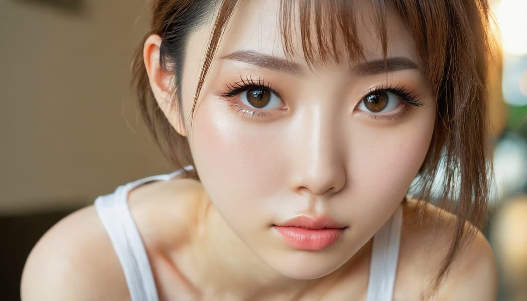 Tags: 21872187, SDXL
{"3": {"inputs": {"seed": 963433224558219, "steps": 64, "cfg": 5.79, "sampler_name": "dpmpp_2m", "scheduler": "karras", "denoise": 1.0, "model": ["27", 0], "positive": ["6", 0], "negative": ["7", 0], "latent_image": ["5", 0]}, "class_type": "KSampler"}, "4": {"inputs": {"ckpt_name": "juggernautxl.safetensors"}, "class_type": "CheckpointLoaderSimple"}, "5": {"inputs": {"width": 1344, "height": 768, "batch_size": 1}, "class_type": "EmptyLatentImage"}, "6": {"inputs": {"text": "20 year old girl, (japanese:1.14), (irish:1.05), (taiwanese:0.96), (pale skin:1.13), (cute:1.09), (slim:1.09), (double eyelids:1.10), (seductive facial expression:0.97), (beautiful eyes:0.98), (seductive pose:0.96), (eyelashes:1.07), (temptress:0.99), (idol:0.99), (detailed face:1.07), (sexy lips:1.06), (in a seductive pose:1.08), (large perky breasts:1.14), (cleavage:1.08), (thigh gap:1.13), (white tanktop:1.06), busy street, (RAW:1.01), (natural looking skin:1.01), (portra:1.03), (skin fuzz:1.08), (textured skin:1.00), (candid cinema:1.04), (soft lighting:1.08), (film:1.08), (detailed skin:1.05)", "clip": ["27", 1]}, "class_type": "CLIPTextEncode"}, "7": {"inputs": {"text": "(distorted:1.11), (low resolution:1.06), (twisted:1.08), (open mouth:1.06), (bad hands:1.06), (worst quality:1.05), (watermark:1.05)", "clip": ["27", 1]}, "class_type": "CLIPTextEncode"}, "8": {"inputs": {"samples": ["3", 0], "vae": ["4", 2]}, "class_type": "VAEDecode"}, "25": {"inputs": {"lora_name": "nudify_xl.safetensors", "strength_model": 0.21, "strength_clip": 0.12, "model": ["4", 0], "clip": ["4", 1]}, "class_type": "LoraLoader"}, "26": {"inputs": {"lora_name": "shirtlift_SDXL_v2.safetensors", "strength_model": 0.1, "strength_clip": 0.1, "model": ["25", 0], "clip": ["25", 1]}, "class_type": "LoraLoader"}, "27": {"inputs": {"lora_name": "PerfectEyesXL.safetensors", "strength_model": 0.16, "strength_clip": 0.08, "model": ["26", 0], "clip": ["26", 1]}, "class_type": "LoraLoader"}, "30": {"inputs": {"model_name": "4x_NMKD-Superscale-SP_178000_G.pth"}, "class_type": "UpscaleModelLoader"}, "31": {"inputs": {"upscale_model": ["30", 0], "image": ["8", 0]}, "class_type": "ImageUpscaleWithModel"}, "32": {"inputs": {"upscale_method": "lanczos", "scale_by": 0.5, "image": ["31", 0]}, "class_type": "ImageScaleBy"}, "33": {"inputs": {"pixels": ["32", 0], "vae": ["4", 2]}, "class_type": "VAEEncode"}, "34": {"inputs": {"seed": 963433224558219, "steps": 64, "cfg": 5.79, "sampler_name": "dpmpp_2m", "scheduler": "karras", "denoise": 0.3, "model": ["27", 0], "positive": ["6", 0], "negative": ["7", 0], "latent_image": ["33", 0]}, "class_type": "KSampler"}, "36": {"inputs": {"samples": ["34", 0], "vae": ["4", 2]}, "class_type": "VAEDecode"}, "39": {"inputs": {"filename_prefix": "comfyapi-1732122606179", "images": ["36", 0]}, "class_type": "SaveImage"}}