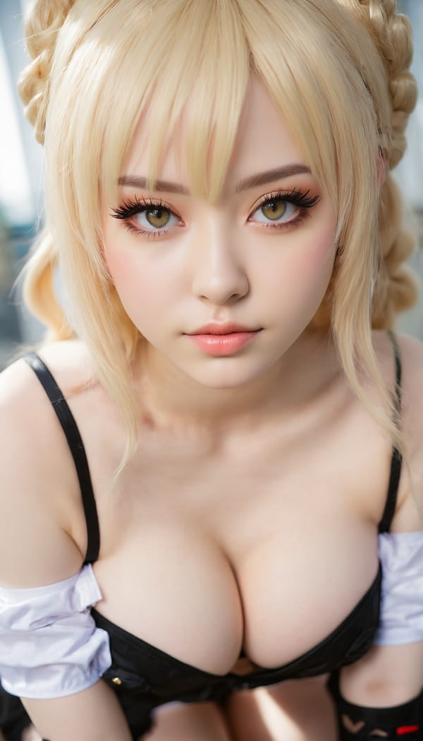 Tags: 21872187, SDXL
{"3": {"inputs": {"seed": 966928818435071, "steps": 32, "cfg": 6.64, "sampler_name": "dpmpp_2m", "scheduler": "karras", "denoise": 1.0, "model": ["27", 0], "positive": ["6", 0], "negative": ["7", 0], "latent_image": ["5", 0]}, "class_type": "KSampler"}, "4": {"inputs": {"ckpt_name": "juggernautxl.safetensors"}, "class_type": "CheckpointLoaderSimple"}, "5": {"inputs": {"width": 768, "height": 1344, "batch_size": 1}, "class_type": "EmptyLatentImage"}, "6": {"inputs": {"text": "23 year old girl, (russian:1.07), (seductive pose:1.03), (sexy lips:1.08), (beautiful eyes:0.95), (double eyelids:0.96), (cute:1.06), (slim:0.96), (eyelashes:1.05), (blush:1.04), (pale skin:0.95), (idol:1.06), (detailed face:0.97), (seductive facial expression:1.07), (on all fours:1.04), (spreading ass cheeks:1.07), (from behind:1.01), (backboob:0.95), (in a cosplay:1.14) at comiket posing for camera, (RAW:1.03), (film:1.07), (skin fuzz:1.01), (detailed skin:1.09), (portra:1.01), (textured skin:1.08), (natural looking skin:1.00), (candid cinema:1.04), (soft lighting:1.03)", "clip": ["27", 1]}, "class_type": "CLIPTextEncode"}, "7": {"inputs": {"text": "(bad hands:1.10), (open mouth:1.14), (watermark:1.07), (distorted:1.06), (worst quality:1.11), (low resolution:1.08), (twisted:1.08)", "clip": ["27", 1]}, "class_type": "CLIPTextEncode"}, "8": {"inputs": {"samples": ["3", 0], "vae": ["4", 2]}, "class_type": "VAEDecode"}, "25": {"inputs": {"lora_name": "nudify_xl.safetensors", "strength_model": 0.03, "strength_clip": 0.14, "model": ["4", 0], "clip": ["4", 1]}, "class_type": "LoraLoader"}, "26": {"inputs": {"lora_name": "shirtlift_SDXL_v2.safetensors", "strength_model": 0.02, "strength_clip": 0.18, "model": ["25", 0], "clip": ["25", 1]}, "class_type": "LoraLoader"}, "27": {"inputs": {"lora_name": "PerfectEyesXL.safetensors", "strength_model": 0.15, "strength_clip": 0.08, "model": ["26", 0], "clip": ["26", 1]}, "class_type": "LoraLoader"}, "30": {"inputs": {"model_name": "4x_NMKD-Superscale-SP_178000_G.pth"}, "class_type": "UpscaleModelLoader"}, "31": {"inputs": {"upscale_model": ["30", 0], "image": ["8", 0]}, "class_type": "ImageUpscaleWithModel"}, "32": {"inputs": {"upscale_method": "lanczos", "scale_by": 0.5, "image": ["31", 0]}, "class_type": "ImageScaleBy"}, "33": {"inputs": {"pixels": ["32", 0], "vae": ["4", 2]}, "class_type": "VAEEncode"}, "34": {"inputs": {"seed": 966928818435071, "steps": 32, "cfg": 6.64, "sampler_name": "dpmpp_2m", "scheduler": "karras", "denoise": 0.3, "model": ["27", 0], "positive": ["6", 0], "negative": ["7", 0], "latent_image": ["33", 0]}, "class_type": "KSampler"}, "36": {"inputs": {"samples": ["34", 0], "vae": ["4", 2]}, "class_type": "VAEDecode"}, "39": {"inputs": {"filename_prefix": "comfyapi-1734420210268", "images": ["36", 0]}, "class_type": "SaveImage"}}