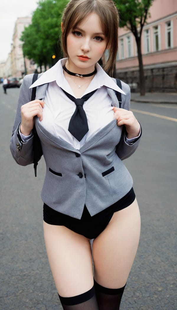 Tags: 21872187, SDXL
{"3": {"inputs": {"seed": 236185005487645, "steps": 32, "cfg": 5.82, "sampler_name": "dpmpp_2m", "scheduler": "karras", "denoise": 1.0, "model": ["27", 0], "positive": ["6", 0], "negative": ["7", 0], "latent_image": ["5", 0]}, "class_type": "KSampler"}, "4": {"inputs": {"ckpt_name": "helloworldxl.safetensors"}, "class_type": "CheckpointLoaderSimple"}, "5": {"inputs": {"width": 768, "height": 1344, "batch_size": 1}, "class_type": "EmptyLatentImage"}, "6": {"inputs": {"text": "28 year old girl, (russian:1.08), (eyelashes:1.00), (beautiful eyes:0.97), (seductive pose:1.12), (detailed face:1.12), (temptress:1.11), (sexy lips:1.01), (slim:1.14), (idol:0.99), (pale skin:1.01), (cute:1.05), (blush:1.09), (double eyelids:0.95), (seductive facial expression:1.05), (in a seductive pose:1.04), (large perky breasts:0.97), (cleavage:1.00), (thigh gap:1.10), (school uniform:1.02), choker, busy street, (natural looking skin:1.09), (skin fuzz:1.01), (textured skin:1.04), (candid cinema:1.09), (detailed skin:1.05), (portra:1.02), (film:1.02), (soft lighting:1.01), (RAW:1.09)", "clip": ["27", 1]}, "class_type": "CLIPTextEncode"}, "7": {"inputs": {"text": "(open mouth:1.09), (worst quality:1.09), (low resolution:1.12), (watermark:1.12), (twisted:1.05), (bad hands:1.10), (distorted:1.11)", "clip": ["27", 1]}, "class_type": "CLIPTextEncode"}, "8": {"inputs": {"samples": ["3", 0], "vae": ["4", 2]}, "class_type": "VAEDecode"}, "25": {"inputs": {"lora_name": "nudify_xl.safetensors", "strength_model": 0.03, "strength_clip": 0.14, "model": ["4", 0], "clip": ["4", 1]}, "class_type": "LoraLoader"}, "26": {"inputs": {"lora_name": "shirtlift_SDXL_v2.safetensors", "strength_model": 0.18, "strength_clip": 0.17, "model": ["25", 0], "clip": ["25", 1]}, "class_type": "LoraLoader"}, "27": {"inputs": {"lora_name": "PerfectEyesXL.safetensors", "strength_model": 0.19, "strength_clip": 0.02, "model": ["26", 0], "clip": ["26", 1]}, "class_type": "LoraLoader"}, "30": {"inputs": {"model_name": "4x_NMKD-Superscale-SP_178000_G.pth"}, "class_type": "UpscaleModelLoader"}, "31": {"inputs": {"upscale_model": ["30", 0], "image": ["8", 0]}, "class_type": "ImageUpscaleWithModel"}, "32": {"inputs": {"upscale_method": "lanczos", "scale_by": 0.5, "image": ["31", 0]}, "class_type": "ImageScaleBy"}, "33": {"inputs": {"pixels": ["32", 0], "vae": ["4", 2]}, "class_type": "VAEEncode"}, "34": {"inputs": {"seed": 236185005487645, "steps": 32, "cfg": 5.82, "sampler_name": "dpmpp_2m", "scheduler": "karras", "denoise": 0.3, "model": ["27", 0], "positive": ["6", 0], "negative": ["7", 0], "latent_image": ["33", 0]}, "class_type": "KSampler"}, "36": {"inputs": {"samples": ["34", 0], "vae": ["4", 2]}, "class_type": "VAEDecode"}, "39": {"inputs": {"filename_prefix": "comfyapi-1726559963596", "images": ["36", 0]}, "class_type": "SaveImage"}}