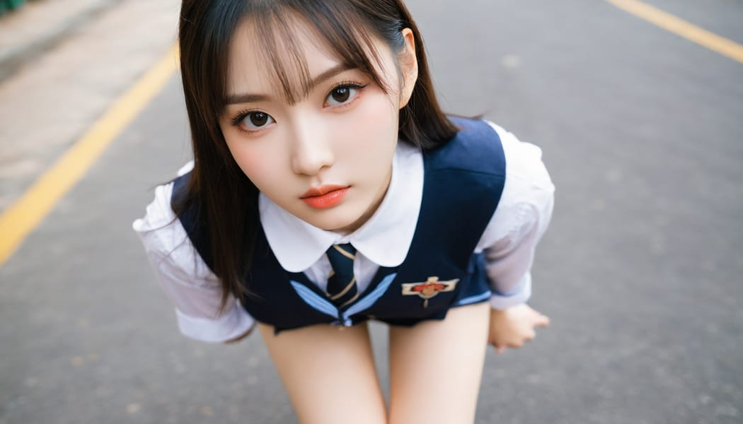 Tags: 21872187, SDXL
{"3": {"inputs": {"seed": 591554080446444, "steps": 64, "cfg": 6.69, "sampler_name": "dpmpp_2m", "scheduler": "karras", "denoise": 1.0, "model": ["27", 0], "positive": ["6", 0], "negative": ["7", 0], "latent_image": ["5", 0]}, "class_type": "KSampler"}, "4": {"inputs": {"ckpt_name": "helloworldxl.safetensors"}, "class_type": "CheckpointLoaderSimple"}, "5": {"inputs": {"width": 1344, "height": 768, "batch_size": 1}, "class_type": "EmptyLatentImage"}, "6": {"inputs": {"text": "21 year old girl, (chinese:0.96), (russian:0.98), (taiwanese:1.07), (sexy lips:0.98), (blush:1.05), (beautiful eyes:1.02), (detailed face:0.98), (eyelashes:1.11), (pale skin:0.97), (seductive pose:1.13), (seductive facial expression:1.02), (idol:0.99), (slim:1.08), (double eyelids:1.11), (cute:1.08), (in a seductive pose:1.09), (large perky breasts:0.97), (cleavage:1.01), (thigh gap:1.05), (school uniform:1.02), choker, busy street, (natural looking skin:1.07), (textured skin:1.05), (candid cinema:1.09), (detailed skin:1.04), (portra:1.06), (RAW:1.04), (soft lighting:1.08), (film:1.05)", "clip": ["27", 1]}, "class_type": "CLIPTextEncode"}, "7": {"inputs": {"text": "(worst quality:1.12), (twisted:1.07), (distorted:1.05), (bad hands:1.06), (low resolution:1.06), (open mouth:1.09), (watermark:1.14)", "clip": ["27", 1]}, "class_type": "CLIPTextEncode"}, "8": {"inputs": {"samples": ["3", 0], "vae": ["4", 2]}, "class_type": "VAEDecode"}, "25": {"inputs": {"lora_name": "nudify_xl.safetensors", "strength_model": 0.19, "strength_clip": 0.08, "model": ["4", 0], "clip": ["4", 1]}, "class_type": "LoraLoader"}, "26": {"inputs": {"lora_name": "shirtlift_SDXL_v2.safetensors", "strength_model": 0.14, "strength_clip": 0.07, "model": ["25", 0], "clip": ["25", 1]}, "class_type": "LoraLoader"}, "27": {"inputs": {"lora_name": "PerfectEyesXL.safetensors", "strength_model": 0.13, "strength_clip": 0.13, "model": ["26", 0], "clip": ["26", 1]}, "class_type": "LoraLoader"}, "30": {"inputs": {"model_name": "4x_NMKD-Superscale-SP_178000_G.pth"}, "class_type": "UpscaleModelLoader"}, "31": {"inputs": {"upscale_model": ["30", 0], "image": ["8", 0]}, "class_type": "ImageUpscaleWithModel"}, "32": {"inputs": {"upscale_method": "lanczos", "scale_by": 0.5, "image": ["31", 0]}, "class_type": "ImageScaleBy"}, "33": {"inputs": {"pixels": ["32", 0], "vae": ["4", 2]}, "class_type": "VAEEncode"}, "34": {"inputs": {"seed": 591554080446444, "steps": 64, "cfg": 6.69, "sampler_name": "dpmpp_2m", "scheduler": "karras", "denoise": 0.3, "model": ["27", 0], "positive": ["6", 0], "negative": ["7", 0], "latent_image": ["33", 0]}, "class_type": "KSampler"}, "36": {"inputs": {"samples": ["34", 0], "vae": ["4", 2]}, "class_type": "VAEDecode"}, "39": {"inputs": {"filename_prefix": "comfyapi-1725341400488", "images": ["36", 0]}, "class_type": "SaveImage"}}