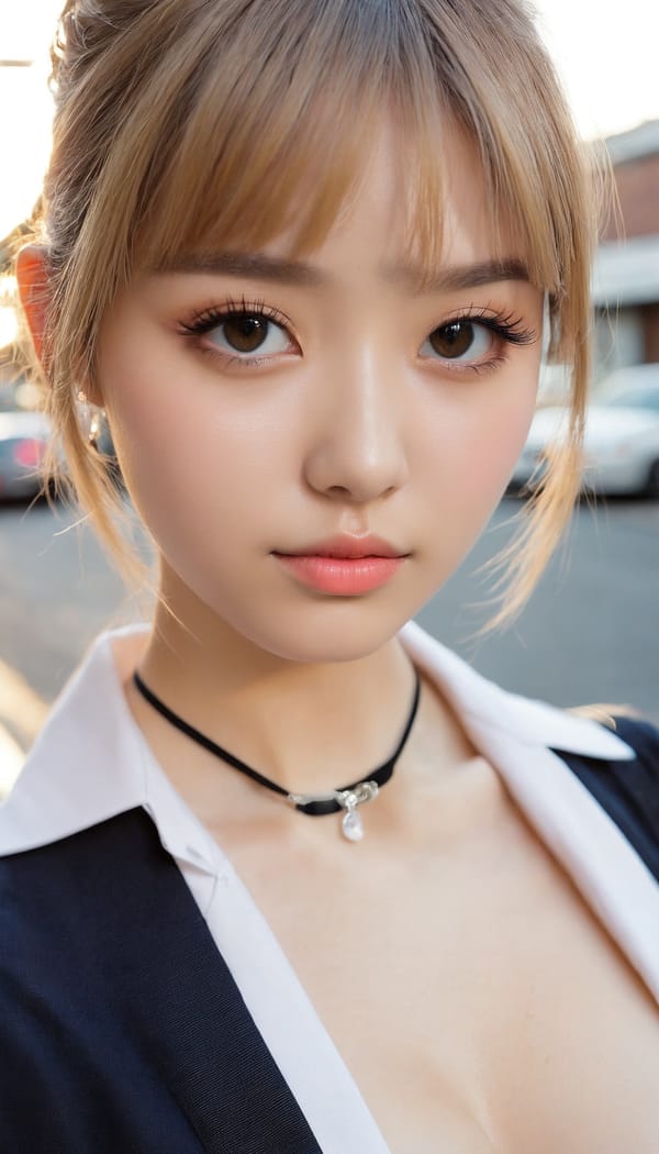 Tags: 21872187, SDXL
{"3": {"inputs": {"seed": 291324730867495, "steps": 32, "cfg": 6.05, "sampler_name": "dpmpp_2m", "scheduler": "karras", "denoise": 1.0, "model": ["27", 0], "positive": ["6", 0], "negative": ["7", 0], "latent_image": ["5", 0]}, "class_type": "KSampler"}, "4": {"inputs": {"ckpt_name": "juggernautxl.safetensors"}, "class_type": "CheckpointLoaderSimple"}, "5": {"inputs": {"width": 768, "height": 1344, "batch_size": 1}, "class_type": "EmptyLatentImage"}, "6": {"inputs": {"text": "23 year old girl, (slim:1.13), (eyelashes:1.10), (double eyelids:1.08), (seductive pose:0.98), (detailed face:1.05), (sexy lips:1.05), (pale skin:1.01), (temptress:1.08), (blush:0.99), (beautiful eyes:0.98), (seductive facial expression:1.09), (cute:0.99), (perky ass:0.96), (exposed ass:1.10), (looking back:1.11), (sexy ass:1.05), (thigh gap:1.10), (school uniform:1.04), choker, busy street, (RAW:1.01), (portra:1.02), (soft lighting:1.03), (natural looking skin:1.03), (textured skin:1.04), (candid cinema:1.06), (detailed skin:1.00), (skin fuzz:1.04), (film:1.05)", "clip": ["27", 1]}, "class_type": "CLIPTextEncode"}, "7": {"inputs": {"text": "(distorted:1.07), (worst quality:1.14), (open mouth:1.09), (watermark:1.05), (bad hands:1.06), (low resolution:1.12), (twisted:1.06)", "clip": ["27", 1]}, "class_type": "CLIPTextEncode"}, "8": {"inputs": {"samples": ["3", 0], "vae": ["4", 2]}, "class_type": "VAEDecode"}, "25": {"inputs": {"lora_name": "nudify_xl.safetensors", "strength_model": 0.0, "strength_clip": 0.17, "model": ["4", 0], "clip": ["4", 1]}, "class_type": "LoraLoader"}, "26": {"inputs": {"lora_name": "shirtlift_SDXL_v2.safetensors", "strength_model": 0.12, "strength_clip": 0.16, "model": ["25", 0], "clip": ["25", 1]}, "class_type": "LoraLoader"}, "27": {"inputs": {"lora_name": "PerfectEyesXL.safetensors", "strength_model": 0.08, "strength_clip": 0.14, "model": ["26", 0], "clip": ["26", 1]}, "class_type": "LoraLoader"}, "30": {"inputs": {"model_name": "4x_NMKD-Superscale-SP_178000_G.pth"}, "class_type": "UpscaleModelLoader"}, "31": {"inputs": {"upscale_model": ["30", 0], "image": ["8", 0]}, "class_type": "ImageUpscaleWithModel"}, "32": {"inputs": {"upscale_method": "lanczos", "scale_by": 0.5, "image": ["31", 0]}, "class_type": "ImageScaleBy"}, "33": {"inputs": {"pixels": ["32", 0], "vae": ["4", 2]}, "class_type": "VAEEncode"}, "34": {"inputs": {"seed": 291324730867495, "steps": 32, "cfg": 6.05, "sampler_name": "dpmpp_2m", "scheduler": "karras", "denoise": 0.3, "model": ["27", 0], "positive": ["6", 0], "negative": ["7", 0], "latent_image": ["33", 0]}, "class_type": "KSampler"}, "36": {"inputs": {"samples": ["34", 0], "vae": ["4", 2]}, "class_type": "VAEDecode"}, "39": {"inputs": {"filename_prefix": "comfyapi-1725214541841", "images": ["36", 0]}, "class_type": "SaveImage"}}