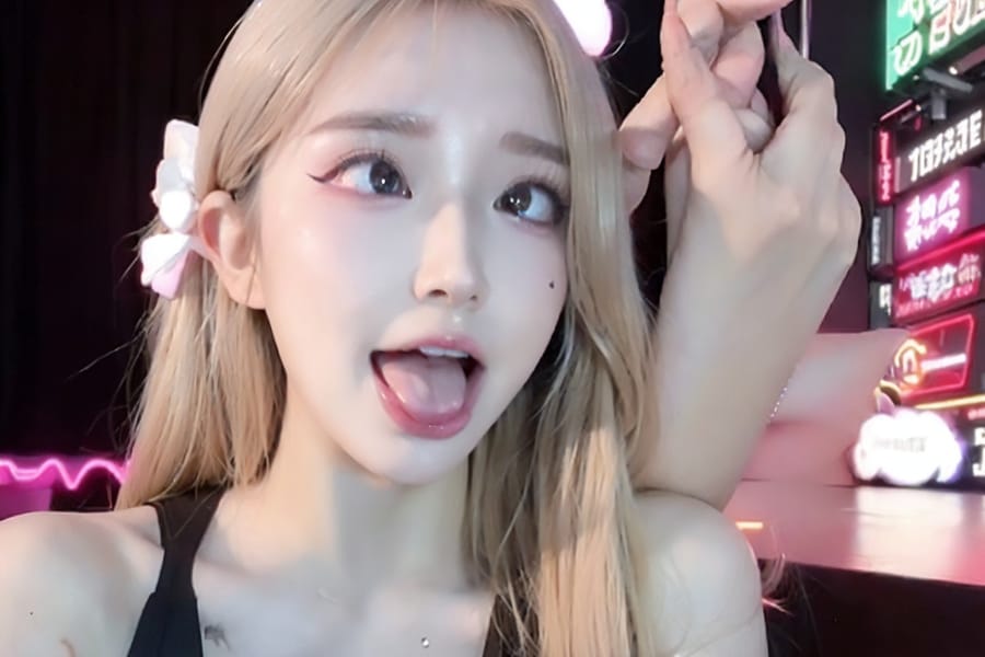 Tags: 21872187
<lora:mix4:0.67>, <lora:JapaneseDollLikeness_v15:0.31>, <lora:koreanDollLikeness:0.57>, (pole dancer:1.08), popular night club, <lora:ahegao-x-v4:0.70>, ahegao face, pleasure, extremely detailed eyes, cute, (photorealistic:1.19), seductive smile, double eyelids, eyelashes, pale skin, perky breasts, RAW, sharp, hyper realistic, tall, (long slim legs:1.12), blush, (stunningly attractive:1.08), (dramatic:1.06)
Negative prompt: drawings, fat, disfigured, (worst quality:1.94)
Steps: 32, Sampler: DPM++ 2M Karras, CFG scale: 6.13, Seed: 1663506126, Size: 768x512, Model hash: fc2511737a, Model: chilloutmix_NiPrunedFp32Fix, Seed resize from: -1x-1, Denoising strength: 0.3, Version: v1.2.1, Hires upscale: 2.0, Hires steps: 16, Hires upscaler: ESRGAN_4x