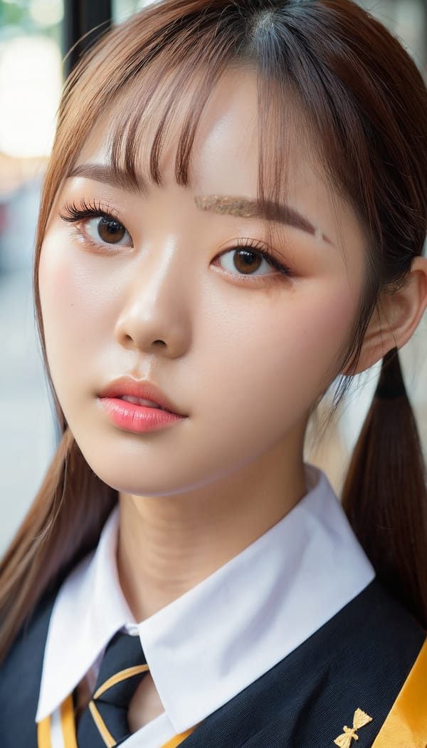 Tags: 21872187, SDXL
{"3": {"inputs": {"seed": 288075401661009, "steps": 32, "cfg": 7.9, "sampler_name": "dpmpp_2m", "scheduler": "karras", "denoise": 1.0, "model": ["27", 0], "positive": ["6", 0], "negative": ["7", 0], "latent_image": ["5", 0]}, "class_type": "KSampler"}, "4": {"inputs": {"ckpt_name": "juggernautxl.safetensors"}, "class_type": "CheckpointLoaderSimple"}, "5": {"inputs": {"width": 768, "height": 1344, "batch_size": 1}, "class_type": "EmptyLatentImage"}, "6": {"inputs": {"text": "19 year old girl, (korean:1.02), (idol:1.03), (temptress:1.03), (eyelashes:1.06), (blush:1.01), (double eyelids:1.08), (beautiful eyes:0.95), (sexy lips:1.12), (seductive facial expression:1.04), (detailed face:1.05), (seductive pose:1.10), (pale skin:1.12), (slim:1.03), (cute:1.04), (in a seductive pose:1.09), (large perky breasts:1.04), (cleavage:1.02), (thigh gap:1.13), (school uniform:1.12), choker, busy street, (candid cinema:1.02), (skin fuzz:1.04), (detailed skin:1.04), (textured skin:1.03), (natural looking skin:1.02), (portra:1.09), (film:1.04), (RAW:1.00), (soft lighting:1.03)", "clip": ["27", 1]}, "class_type": "CLIPTextEncode"}, "7": {"inputs": {"text": "(twisted:1.05), (low resolution:1.12), (watermark:1.10), (worst quality:1.11), (open mouth:1.07), (bad hands:1.13), (distorted:1.13)", "clip": ["27", 1]}, "class_type": "CLIPTextEncode"}, "8": {"inputs": {"samples": ["3", 0], "vae": ["4", 2]}, "class_type": "VAEDecode"}, "25": {"inputs": {"lora_name": "nudify_xl.safetensors", "strength_model": 0.32, "strength_clip": 0.09, "model": ["4", 0], "clip": ["4", 1]}, "class_type": "LoraLoader"}, "26": {"inputs": {"lora_name": "shirtlift_SDXL_v2.safetensors", "strength_model": 0.1, "strength_clip": 0.14, "model": ["25", 0], "clip": ["25", 1]}, "class_type": "LoraLoader"}, "27": {"inputs": {"lora_name": "PerfectEyesXL.safetensors", "strength_model": 0.08, "strength_clip": 0.08, "model": ["26", 0], "clip": ["26", 1]}, "class_type": "LoraLoader"}, "30": {"inputs": {"model_name": "4x_NMKD-Superscale-SP_178000_G.pth"}, "class_type": "UpscaleModelLoader"}, "31": {"inputs": {"upscale_model": ["30", 0], "image": ["8", 0]}, "class_type": "ImageUpscaleWithModel"}, "32": {"inputs": {"upscale_method": "lanczos", "scale_by": 0.5, "image": ["31", 0]}, "class_type": "ImageScaleBy"}, "33": {"inputs": {"pixels": ["32", 0], "vae": ["4", 2]}, "class_type": "VAEEncode"}, "34": {"inputs": {"seed": 288075401661009, "steps": 32, "cfg": 7.9, "sampler_name": "dpmpp_2m", "scheduler": "karras", "denoise": 0.3, "model": ["27", 0], "positive": ["6", 0], "negative": ["7", 0], "latent_image": ["33", 0]}, "class_type": "KSampler"}, "36": {"inputs": {"samples": ["34", 0], "vae": ["4", 2]}, "class_type": "VAEDecode"}, "39": {"inputs": {"filename_prefix": "comfyapi-1733621112766", "images": ["36", 0]}, "class_type": "SaveImage"}}