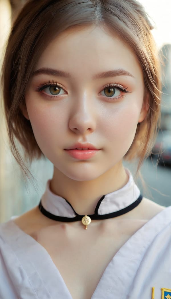 Tags: 21872187, SDXL
{"3": {"inputs": {"seed": 376651385041882, "steps": 64, "cfg": 7.05, "sampler_name": "dpmpp_2m", "scheduler": "karras", "denoise": 1.0, "model": ["27", 0], "positive": ["6", 0], "negative": ["7", 0], "latent_image": ["5", 0]}, "class_type": "KSampler"}, "4": {"inputs": {"ckpt_name": "juggernautxl.safetensors"}, "class_type": "CheckpointLoaderSimple"}, "5": {"inputs": {"width": 768, "height": 1344, "batch_size": 1}, "class_type": "EmptyLatentImage"}, "6": {"inputs": {"text": "23 year old girl, (ukrainian:1.11), (cute:1.13), (double eyelids:1.06), (detailed face:1.11), (beautiful eyes:1.10), (idol:1.03), (blush:1.00), (pale skin:0.98), (sexy lips:1.11), (seductive pose:1.10), (slim:1.05), (eyelashes:1.05), (in a seductive pose:1.13), (large perky breasts:1.01), (cleavage:1.05), (thigh gap:1.06), (school uniform:1.11), choker, busy street, (candid cinema:1.04), (detailed skin:1.04), (portra:1.02), (textured skin:1.09), (natural looking skin:1.08), (soft lighting:1.04), (skin fuzz:1.01), (RAW:1.08), (film:1.04)", "clip": ["27", 1]}, "class_type": "CLIPTextEncode"}, "7": {"inputs": {"text": "(bad hands:1.12), (twisted:1.06), (open mouth:1.12), (low resolution:1.06), (watermark:1.06), (worst quality:1.10), (distorted:1.06)", "clip": ["27", 1]}, "class_type": "CLIPTextEncode"}, "8": {"inputs": {"samples": ["3", 0], "vae": ["4", 2]}, "class_type": "VAEDecode"}, "25": {"inputs": {"lora_name": "nudify_xl.safetensors", "strength_model": 0.12, "strength_clip": 0.21, "model": ["4", 0], "clip": ["4", 1]}, "class_type": "LoraLoader"}, "26": {"inputs": {"lora_name": "shirtlift_SDXL_v2.safetensors", "strength_model": 0.13, "strength_clip": 0.09, "model": ["25", 0], "clip": ["25", 1]}, "class_type": "LoraLoader"}, "27": {"inputs": {"lora_name": "PerfectEyesXL.safetensors", "strength_model": 0.1, "strength_clip": 0.18, "model": ["26", 0], "clip": ["26", 1]}, "class_type": "LoraLoader"}, "30": {"inputs": {"model_name": "4x_NMKD-Superscale-SP_178000_G.pth"}, "class_type": "UpscaleModelLoader"}, "31": {"inputs": {"upscale_model": ["30", 0], "image": ["8", 0]}, "class_type": "ImageUpscaleWithModel"}, "32": {"inputs": {"upscale_method": "lanczos", "scale_by": 0.5, "image": ["31", 0]}, "class_type": "ImageScaleBy"}, "33": {"inputs": {"pixels": ["32", 0], "vae": ["4", 2]}, "class_type": "VAEEncode"}, "34": {"inputs": {"seed": 376651385041882, "steps": 64, "cfg": 7.05, "sampler_name": "dpmpp_2m", "scheduler": "karras", "denoise": 0.3, "model": ["27", 0], "positive": ["6", 0], "negative": ["7", 0], "latent_image": ["33", 0]}, "class_type": "KSampler"}, "36": {"inputs": {"samples": ["34", 0], "vae": ["4", 2]}, "class_type": "VAEDecode"}, "39": {"inputs": {"filename_prefix": "comfyapi-1713874473070", "images": ["36", 0]}, "class_type": "SaveImage"}}