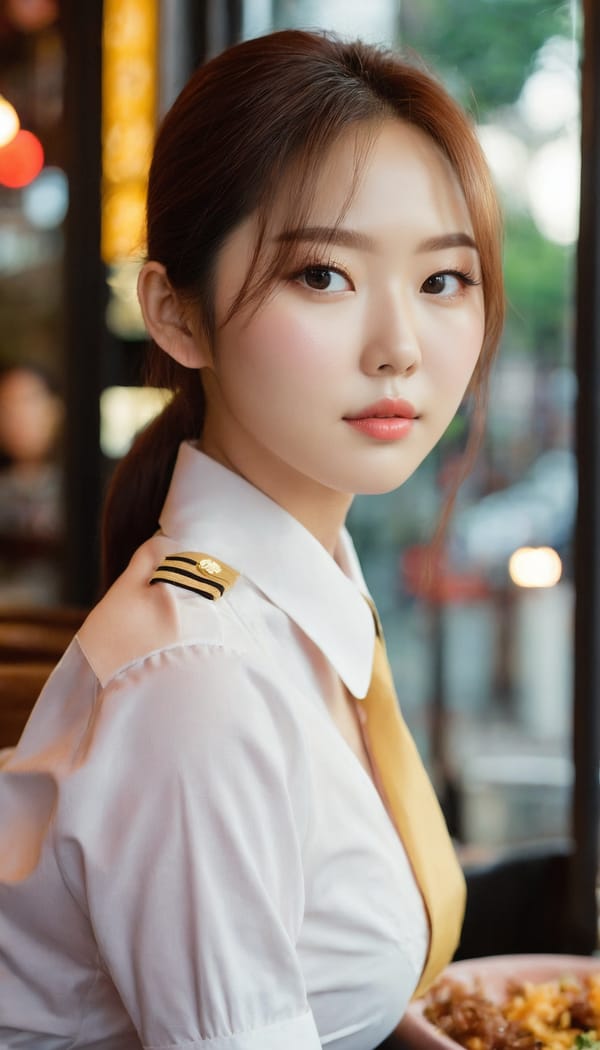 Tags: 21872187, SDXL
{"3": {"inputs": {"seed": 131614382346174, "steps": 32, "cfg": 5.68, "sampler_name": "dpmpp_2m", "scheduler": "karras", "denoise": 1.0, "model": ["27", 0], "positive": ["6", 0], "negative": ["7", 0], "latent_image": ["5", 0]}, "class_type": "KSampler"}, "4": {"inputs": {"ckpt_name": "juggernautxl.safetensors"}, "class_type": "CheckpointLoaderSimple"}, "5": {"inputs": {"width": 768, "height": 1344, "batch_size": 1}, "class_type": "EmptyLatentImage"}, "6": {"inputs": {"text": "25 year old girl, (korean:1.07), (double eyelids:1.13), (slim:1.07), (idol:1.06), (temptress:1.02), (seductive facial expression:1.01), (cute:0.97), (detailed face:0.98), (seductive pose:0.97), (pale skin:1.11), (eyelashes:1.01), (sexy lips:1.14), (blush:0.96), (beautiful eyes:1.03), (in a seductive pose:0.98), (large perky breasts:1.04), (cleavage:1.13), (thigh gap:1.05), (a waitress in uniform:1.00) working at a restaurant, (RAW:1.01), (textured skin:1.07), (candid cinema:1.05), (skin fuzz:1.02), (detailed skin:1.08), (film:1.01), (soft lighting:1.00), (portra:1.07), (natural looking skin:1.04)", "clip": ["27", 1]}, "class_type": "CLIPTextEncode"}, "7": {"inputs": {"text": "(distorted:1.08), (open mouth:1.09), (twisted:1.05), (bad hands:1.07), (watermark:1.08), (low resolution:1.05)", "clip": ["27", 1]}, "class_type": "CLIPTextEncode"}, "8": {"inputs": {"samples": ["3", 0], "vae": ["4", 2]}, "class_type": "VAEDecode"}, "25": {"inputs": {"lora_name": "nudify_xl.safetensors", "strength_model": 0.36, "strength_clip": 0.03, "model": ["4", 0], "clip": ["4", 1]}, "class_type": "LoraLoader"}, "26": {"inputs": {"lora_name": "shirtlift_SDXL_v2.safetensors", "strength_model": 0.08, "strength_clip": 0.04, "model": ["25", 0], "clip": ["25", 1]}, "class_type": "LoraLoader"}, "27": {"inputs": {"lora_name": "PerfectEyesXL.safetensors", "strength_model": 0.11, "strength_clip": 0.09, "model": ["26", 0], "clip": ["26", 1]}, "class_type": "LoraLoader"}, "30": {"inputs": {"model_name": "4x_NMKD-Superscale-SP_178000_G.pth"}, "class_type": "UpscaleModelLoader"}, "31": {"inputs": {"upscale_model": ["30", 0], "image": ["8", 0]}, "class_type": "ImageUpscaleWithModel"}, "32": {"inputs": {"upscale_method": "lanczos", "scale_by": 0.5, "image": ["31", 0]}, "class_type": "ImageScaleBy"}, "33": {"inputs": {"pixels": ["32", 0], "vae": ["4", 2]}, "class_type": "VAEEncode"}, "34": {"inputs": {"seed": 131614382346174, "steps": 32, "cfg": 5.68, "sampler_name": "dpmpp_2m", "scheduler": "karras", "denoise": 0.3, "model": ["27", 0], "positive": ["6", 0], "negative": ["7", 0], "latent_image": ["33", 0]}, "class_type": "KSampler"}, "36": {"inputs": {"samples": ["34", 0], "vae": ["4", 2]}, "class_type": "VAEDecode"}, "39": {"inputs": {"filename_prefix": "comfyapi-1726550393137", "images": ["36", 0]}, "class_type": "SaveImage"}}