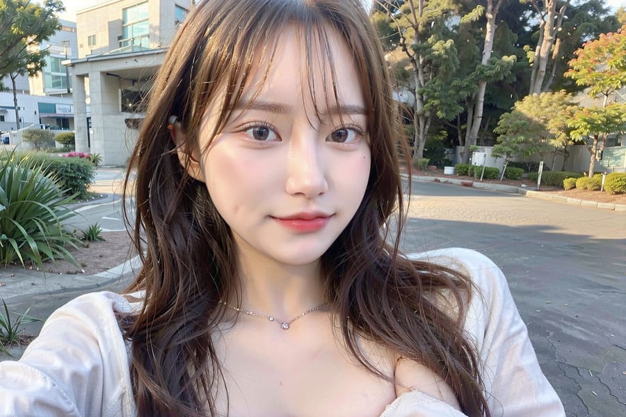 Tags: 21872187
<lora:mix4:0.38>, <lora:JapaneseDollLikeness_v15:0.78>, <lora:koreanDollLikeness:0.79>, (nude:0.99), outdoors, <lora:shirtliftv3:1.04>, <lora:breastinClass:0.49>, extremely detailed eyes, extremely detailed face, cute, (photorealistic:1.07), sexy lips, seductive smile, double eyelids, eyelashes, pale skin, perky breasts, 4K, best quality, hyper realistic, tall, (long slim legs:0.99), (thigh gap:1.13), (stunningly attractive:1.00), (dramatic:0.91)
Negative prompt: sketches, black and white, (worst quality:2.08)
Steps: 48, Sampler: DPM++ 2M Karras, CFG scale: 6.64, Seed: 1146016975, Size: 768x512, Model hash: fc2511737a, Model: chilloutmix_NiPrunedFp32Fix, Seed resize from: -1x-1, Denoising strength: 0.5, Version: v1.2.1, Hires upscale: 2.5, Hires steps: 16, Hires upscaler: ESRGAN_4x