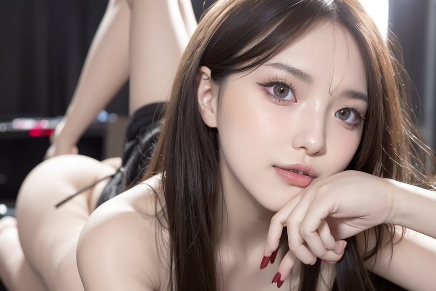 Tags: 21872187
<lora:mix4:0.66>, (russian:0.91), (ukrainian:0.95), (clubbing:1.05), party, club, (seductive pose:1.10), extremely detailed eyes, extremely detailed face, cute, (photorealistic:0.94), sexy lips, seductive smile, double eyelids, eyelashes, pale skin, perky breasts, best quality, sharp, hyper realistic, (long slim legs:1.00), blush, 1girl, (dramatic:0.93)
Negative prompt: disfigured, (normal quality:2.19), (worst quality:1.96)
Steps: 48, Sampler: DPM++ 2M Karras, CFG scale: 6.46, Seed: 532317382, Size: 768x512, Model hash: fc2511737a, Model: chilloutmix_NiPrunedFp32Fix, Seed resize from: -1x-1, Denoising strength: 0.4, Version: v1.2.1, Hires upscale: 2.0, Hires steps: 16, Hires upscaler: ESRGAN_4x