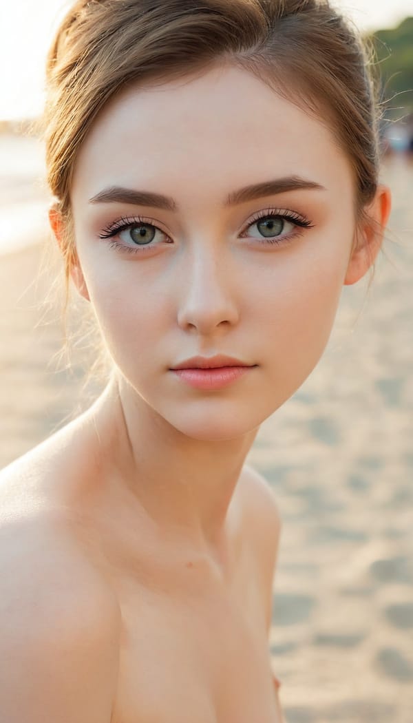 Tags: 21872187, SDXL
{"3": {"inputs": {"seed": 365429421830251, "steps": 32, "cfg": 6.04, "sampler_name": "dpmpp_2m", "scheduler": "karras", "denoise": 1.0, "model": ["27", 0], "positive": ["6", 0], "negative": ["7", 0], "latent_image": ["5", 0]}, "class_type": "KSampler"}, "4": {"inputs": {"ckpt_name": "juggernautXL_v8Rundiffusion.safetensors"}, "class_type": "CheckpointLoaderSimple"}, "5": {"inputs": {"width": 768, "height": 1344, "batch_size": 1}, "class_type": "EmptyLatentImage"}, "6": {"inputs": {"text": "22 year old girl, (russian:1.04), (detailed face:1.05), (eyelashes:0.99), (slim:1.08), (sexy lips:1.01), (seductive pose:1.07), (blush:0.97), (idol:1.11), (beautiful eyes:1.14), (pale skin:1.10), (cute:1.08), (double eyelids:0.95), (seductive facial expression:1.06), (temptress:1.02), (perky ass:1.12), (exposed ass:0.97), (looking back:1.14), (sexy ass:0.99), (thigh gap:1.14), strolling (nude:1.04) at a beach, (detailed skin:1.03), (natural looking skin:1.03), (film:1.02), (RAW:1.00), (candid cinema:1.03), (portra:1.03), (textured skin:1.06), (skin fuzz:1.09), (soft lighting:1.00)", "clip": ["27", 1]}, "class_type": "CLIPTextEncode"}, "7": {"inputs": {"text": "(distorted:1.11), (twisted:1.14), (worst quality:1.07), (watermark:1.11), (low resolution:1.14), (bad hands:1.13), (open mouth:1.12)", "clip": ["27", 1]}, "class_type": "CLIPTextEncode"}, "8": {"inputs": {"samples": ["3", 0], "vae": ["4", 2]}, "class_type": "VAEDecode"}, "25": {"inputs": {"lora_name": "nudify_xl.safetensors", "strength_model": 0.33, "strength_clip": 0.01, "model": ["4", 0], "clip": ["4", 1]}, "class_type": "LoraLoader"}, "26": {"inputs": {"lora_name": "shirtlift_SDXL_v2.safetensors", "strength_model": 0.0, "strength_clip": 0.06, "model": ["25", 0], "clip": ["25", 1]}, "class_type": "LoraLoader"}, "27": {"inputs": {"lora_name": "PerfectEyesXL.safetensors", "strength_model": 0.02, "strength_clip": 0.04, "model": ["26", 0], "clip": ["26", 1]}, "class_type": "LoraLoader"}, "30": {"inputs": {"model_name": "4x_NMKD-Superscale-SP_178000_G.pth"}, "class_type": "UpscaleModelLoader"}, "31": {"inputs": {"upscale_model": ["30", 0], "image": ["8", 0]}, "class_type": "ImageUpscaleWithModel"}, "32": {"inputs": {"upscale_method": "lanczos", "scale_by": 0.5, "image": ["31", 0]}, "class_type": "ImageScaleBy"}, "33": {"inputs": {"pixels": ["32", 0], "vae": ["4", 2]}, "class_type": "VAEEncode"}, "34": {"inputs": {"seed": 365429421830251, "steps": 32, "cfg": 6.04, "sampler_name": "dpmpp_2m", "scheduler": "karras", "denoise": 0.3, "model": ["27", 0], "positive": ["6", 0], "negative": ["7", 0], "latent_image": ["33", 0]}, "class_type": "KSampler"}, "36": {"inputs": {"samples": ["34", 0], "vae": ["4", 2]}, "class_type": "VAEDecode"}, "39": {"inputs": {"filename_prefix": "comfyapi-1707336566517", "images": ["36", 0]}, "class_type": "SaveImage"}}