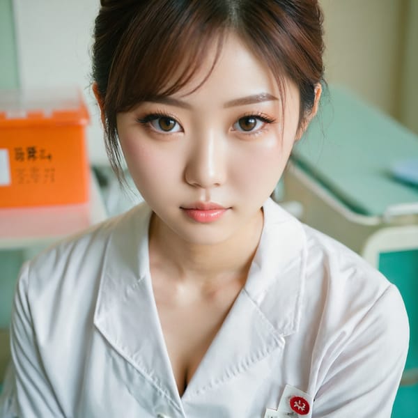 Tags: 21872187, SDXL
{"3": {"inputs": {"seed": 676559576347304, "steps": 32, "cfg": 6.69, "sampler_name": "dpmpp_2m", "scheduler": "karras", "denoise": 1.0, "model": ["27", 0], "positive": ["6", 0], "negative": ["7", 0], "latent_image": ["5", 0]}, "class_type": "KSampler"}, "4": {"inputs": {"ckpt_name": "juggernautxl.safetensors"}, "class_type": "CheckpointLoaderSimple"}, "5": {"inputs": {"width": 1024, "height": 1024, "batch_size": 1}, "class_type": "EmptyLatentImage"}, "6": {"inputs": {"text": "19 year old girl, (japanese:1.09), (taiwanese:1.03), (temptress:1.10), (slim:1.09), (beautiful eyes:1.08), (double eyelids:1.13), (idol:1.13), (cute:1.11), (seductive pose:1.11), (detailed face:0.98), (pale skin:1.09), (eyelashes:1.10), (sexy lips:1.00), (blush:0.96), (seductive facial expression:1.02), (in a seductive pose:0.99), (large perky breasts:1.01), (cleavage:0.95), (thigh gap:0.98), (nurse in uniform:1.07) working in a hospital ward, (RAW:1.05), (candid cinema:1.02), (film:1.05), (natural looking skin:1.08), (soft lighting:1.07), (textured skin:1.08), (portra:1.04), (skin fuzz:1.05), (detailed skin:1.05)", "clip": ["27", 1]}, "class_type": "CLIPTextEncode"}, "7": {"inputs": {"text": "(open mouth:1.10), (distorted:1.08), (low resolution:1.05), (bad hands:1.12), (twisted:1.05), (watermark:1.06), (worst quality:1.06)", "clip": ["27", 1]}, "class_type": "CLIPTextEncode"}, "8": {"inputs": {"samples": ["3", 0], "vae": ["4", 2]}, "class_type": "VAEDecode"}, "25": {"inputs": {"lora_name": "nudify_xl.safetensors", "strength_model": 0.27, "strength_clip": 0.24, "model": ["4", 0], "clip": ["4", 1]}, "class_type": "LoraLoader"}, "26": {"inputs": {"lora_name": "shirtlift_SDXL_v2.safetensors", "strength_model": 0.11, "strength_clip": 0.19, "model": ["25", 0], "clip": ["25", 1]}, "class_type": "LoraLoader"}, "27": {"inputs": {"lora_name": "PerfectEyesXL.safetensors", "strength_model": 0.07, "strength_clip": 0.0, "model": ["26", 0], "clip": ["26", 1]}, "class_type": "LoraLoader"}, "30": {"inputs": {"model_name": "4x_NMKD-Superscale-SP_178000_G.pth"}, "class_type": "UpscaleModelLoader"}, "31": {"inputs": {"upscale_model": ["30", 0], "image": ["8", 0]}, "class_type": "ImageUpscaleWithModel"}, "32": {"inputs": {"upscale_method": "lanczos", "scale_by": 0.5, "image": ["31", 0]}, "class_type": "ImageScaleBy"}, "33": {"inputs": {"pixels": ["32", 0], "vae": ["4", 2]}, "class_type": "VAEEncode"}, "34": {"inputs": {"seed": 676559576347304, "steps": 32, "cfg": 6.69, "sampler_name": "dpmpp_2m", "scheduler": "karras", "denoise": 0.3, "model": ["27", 0], "positive": ["6", 0], "negative": ["7", 0], "latent_image": ["33", 0]}, "class_type": "KSampler"}, "36": {"inputs": {"samples": ["34", 0], "vae": ["4", 2]}, "class_type": "VAEDecode"}, "39": {"inputs": {"filename_prefix": "comfyapi-1731478088327", "images": ["36", 0]}, "class_type": "SaveImage"}}