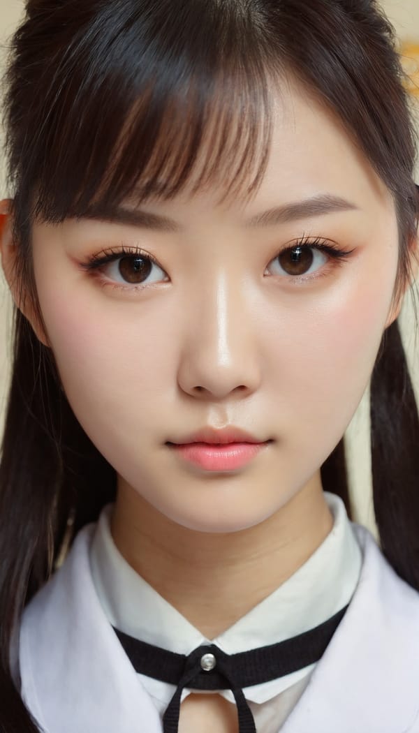 Tags: 21872187, SDXL
{"3": {"inputs": {"seed": 685490637549452, "steps": 64, "cfg": 6.17, "sampler_name": "dpmpp_2m", "scheduler": "karras", "denoise": 1.0, "model": ["27", 0], "positive": ["6", 0], "negative": ["7", 0], "latent_image": ["5", 0]}, "class_type": "KSampler"}, "4": {"inputs": {"ckpt_name": "juggernautxl.safetensors"}, "class_type": "CheckpointLoaderSimple"}, "5": {"inputs": {"width": 768, "height": 1344, "batch_size": 1}, "class_type": "EmptyLatentImage"}, "6": {"inputs": {"text": "26 year old girl, (chinese:1.08), (slim:1.12), (double eyelids:1.08), (blush:0.97), (cute:1.12), (beautiful eyes:1.07), (detailed face:0.95), (pale skin:1.05), (seductive pose:0.97), (seductive facial expression:1.13), (temptress:1.12), (eyelashes:0.95), (in a seductive pose:0.96), (large perky breasts:0.98), (cleavage:1.10), (thigh gap:1.01), (school uniform:1.13), choker, busy street, (portra:1.06), (candid cinema:1.07), (soft lighting:1.08), (textured skin:1.06), (RAW:1.09), (detailed skin:1.06), (film:1.08), (skin fuzz:1.09), (natural looking skin:1.01)", "clip": ["27", 1]}, "class_type": "CLIPTextEncode"}, "7": {"inputs": {"text": "(low resolution:1.06), (bad hands:1.13), (watermark:1.08), (distorted:1.11), (twisted:1.13), (open mouth:1.07), (worst quality:1.14)", "clip": ["27", 1]}, "class_type": "CLIPTextEncode"}, "8": {"inputs": {"samples": ["3", 0], "vae": ["4", 2]}, "class_type": "VAEDecode"}, "25": {"inputs": {"lora_name": "nudify_xl.safetensors", "strength_model": 0.08, "strength_clip": 0.23, "model": ["4", 0], "clip": ["4", 1]}, "class_type": "LoraLoader"}, "26": {"inputs": {"lora_name": "shirtlift_SDXL_v2.safetensors", "strength_model": 0.07, "strength_clip": 0.1, "model": ["25", 0], "clip": ["25", 1]}, "class_type": "LoraLoader"}, "27": {"inputs": {"lora_name": "PerfectEyesXL.safetensors", "strength_model": 0.17, "strength_clip": 0.07, "model": ["26", 0], "clip": ["26", 1]}, "class_type": "LoraLoader"}, "30": {"inputs": {"model_name": "4x_NMKD-Superscale-SP_178000_G.pth"}, "class_type": "UpscaleModelLoader"}, "31": {"inputs": {"upscale_model": ["30", 0], "image": ["8", 0]}, "class_type": "ImageUpscaleWithModel"}, "32": {"inputs": {"upscale_method": "lanczos", "scale_by": 0.5, "image": ["31", 0]}, "class_type": "ImageScaleBy"}, "33": {"inputs": {"pixels": ["32", 0], "vae": ["4", 2]}, "class_type": "VAEEncode"}, "34": {"inputs": {"seed": 685490637549452, "steps": 64, "cfg": 6.17, "sampler_name": "dpmpp_2m", "scheduler": "karras", "denoise": 0.3, "model": ["27", 0], "positive": ["6", 0], "negative": ["7", 0], "latent_image": ["33", 0]}, "class_type": "KSampler"}, "36": {"inputs": {"samples": ["34", 0], "vae": ["4", 2]}, "class_type": "VAEDecode"}, "39": {"inputs": {"filename_prefix": "comfyapi-1727035220905", "images": ["36", 0]}, "class_type": "SaveImage"}}