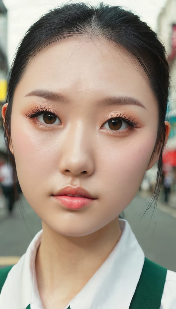 Tags: 21872187, SDXL
{"3": {"inputs": {"seed": 528557839991985, "steps": 32, "cfg": 6.74, "sampler_name": "dpmpp_2m", "scheduler": "karras", "denoise": 1.0, "model": ["27", 0], "positive": ["6", 0], "negative": ["7", 0], "latent_image": ["5", 0]}, "class_type": "KSampler"}, "4": {"inputs": {"ckpt_name": "juggernautxl.safetensors"}, "class_type": "CheckpointLoaderSimple"}, "5": {"inputs": {"width": 768, "height": 1344, "batch_size": 1}, "class_type": "EmptyLatentImage"}, "6": {"inputs": {"text": "20 year old girl, (irish:0.96), (chinese:0.97), (idol:0.99), (temptress:0.97), (eyelashes:1.02), (double eyelids:1.07), (pale skin:1.02), (cute:0.99), (sexy lips:1.07), (blush:1.00), (seductive facial expression:1.10), (detailed face:1.00), (slim:1.11), (beautiful eyes:1.02), (seductive pose:1.06), (in a seductive pose:1.00), (large perky breasts:1.05), (cleavage:1.06), (thigh gap:1.08), (school uniform:0.98), choker, busy street, (candid cinema:1.01), (textured skin:1.06), (skin fuzz:1.06), (natural looking skin:1.01), (RAW:1.00), (soft lighting:1.07), (film:1.02), (portra:1.03), (detailed skin:1.04)", "clip": ["27", 1]}, "class_type": "CLIPTextEncode"}, "7": {"inputs": {"text": "(watermark:1.11), (distorted:1.07), (bad hands:1.10), (worst quality:1.13), (low resolution:1.13), (open mouth:1.08), (twisted:1.14)", "clip": ["27", 1]}, "class_type": "CLIPTextEncode"}, "8": {"inputs": {"samples": ["3", 0], "vae": ["4", 2]}, "class_type": "VAEDecode"}, "25": {"inputs": {"lora_name": "nudify_xl.safetensors", "strength_model": 0.23, "strength_clip": 0.02, "model": ["4", 0], "clip": ["4", 1]}, "class_type": "LoraLoader"}, "26": {"inputs": {"lora_name": "shirtlift_SDXL_v2.safetensors", "strength_model": 0.17, "strength_clip": 0.15, "model": ["25", 0], "clip": ["25", 1]}, "class_type": "LoraLoader"}, "27": {"inputs": {"lora_name": "PerfectEyesXL.safetensors", "strength_model": 0.11, "strength_clip": 0.02, "model": ["26", 0], "clip": ["26", 1]}, "class_type": "LoraLoader"}, "30": {"inputs": {"model_name": "4x_NMKD-Superscale-SP_178000_G.pth"}, "class_type": "UpscaleModelLoader"}, "31": {"inputs": {"upscale_model": ["30", 0], "image": ["8", 0]}, "class_type": "ImageUpscaleWithModel"}, "32": {"inputs": {"upscale_method": "lanczos", "scale_by": 0.5, "image": ["31", 0]}, "class_type": "ImageScaleBy"}, "33": {"inputs": {"pixels": ["32", 0], "vae": ["4", 2]}, "class_type": "VAEEncode"}, "34": {"inputs": {"seed": 528557839991985, "steps": 32, "cfg": 6.74, "sampler_name": "dpmpp_2m", "scheduler": "karras", "denoise": 0.3, "model": ["27", 0], "positive": ["6", 0], "negative": ["7", 0], "latent_image": ["33", 0]}, "class_type": "KSampler"}, "36": {"inputs": {"samples": ["34", 0], "vae": ["4", 2]}, "class_type": "VAEDecode"}, "39": {"inputs": {"filename_prefix": "comfyapi-1728335297919", "images": ["36", 0]}, "class_type": "SaveImage"}}