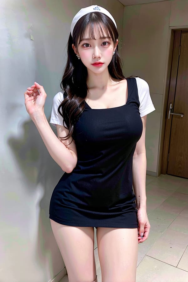 Tags: 21872187
<lora:YaeMiko_Test:0.56>, (nurse outfit:1.04), hospital ward, <lora:skirtlift-v4:0.89 <lora:Addams:0.21>, extremely detailed eyes, extremely detailed face, cute, (photorealistic:0.94), sexy lips, double eyelids, eyelashes, pale skin, 4K, RAW, tall, (long slim legs:1.02), 1girl, (stunningly attractive:1.13), (dramatic:1.10)
Negative prompt: drawings, anime, (worst quality:2.20)
Steps: 32, Sampler: DPM++ 2M Karras, CFG scale: 7.49, Seed: 4204931942, Size: 512x768, Model hash: fc2511737a, Model: chilloutmix_NiPrunedFp32Fix, Seed resize from: -1x-1, Denoising strength: 0.4, Version: v1.2.1, Hires upscale: 2.5, Hires steps: 16, Hires upscaler: ESRGAN_4x