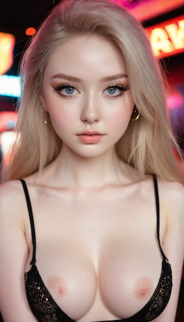 Tags: 21872187, SDXL
{"3": {"inputs": {"seed": 557718579373120, "steps": 64, "cfg": 7.34, "sampler_name": "dpmpp_2m", "scheduler": "karras", "denoise": 1.0, "model": ["27", 0], "positive": ["6", 0], "negative": ["7", 0], "latent_image": ["5", 0]}, "class_type": "KSampler"}, "4": {"inputs": {"ckpt_name": "juggernautxl.safetensors"}, "class_type": "CheckpointLoaderSimple"}, "5": {"inputs": {"width": 768, "height": 1344, "batch_size": 1}, "class_type": "EmptyLatentImage"}, "6": {"inputs": {"text": "19 year old girl, (pale skin:0.96), (seductive facial expression:0.98), (beautiful eyes:1.10), (sexy lips:1.07), (double eyelids:1.13), (slim:1.03), (detailed face:1.05), (eyelashes:1.04), (cute:1.12), (temptress:1.05), (seductive pose:1.11), (blush:1.07), (idol:1.10), (in a seductive pose:1.14), (large perky breasts:0.98), (cleavage:1.06), (thigh gap:1.04), (a pole dancer:1.05) at a night club, (RAW:1.08), (portra:1.06), (textured skin:1.09), (soft lighting:1.00), (skin fuzz:1.05), (film:1.05), (natural looking skin:1.08), (detailed skin:1.00), (candid cinema:1.08)", "clip": ["27", 1]}, "class_type": "CLIPTextEncode"}, "7": {"inputs": {"text": "(watermark:1.14), (low resolution:1.07), (twisted:1.05), (distorted:1.09), (open mouth:1.10), (worst quality:1.09), (bad hands:1.10)", "clip": ["27", 1]}, "class_type": "CLIPTextEncode"}, "8": {"inputs": {"samples": ["3", 0], "vae": ["4", 2]}, "class_type": "VAEDecode"}, "25": {"inputs": {"lora_name": "nudify_xl.safetensors", "strength_model": 0.1, "strength_clip": 0.02, "model": ["4", 0], "clip": ["4", 1]}, "class_type": "LoraLoader"}, "26": {"inputs": {"lora_name": "shirtlift_SDXL_v2.safetensors", "strength_model": 0.07, "strength_clip": 0.04, "model": ["25", 0], "clip": ["25", 1]}, "class_type": "LoraLoader"}, "27": {"inputs": {"lora_name": "PerfectEyesXL.safetensors", "strength_model": 0.16, "strength_clip": 0.11, "model": ["26", 0], "clip": ["26", 1]}, "class_type": "LoraLoader"}, "30": {"inputs": {"model_name": "4x_NMKD-Superscale-SP_178000_G.pth"}, "class_type": "UpscaleModelLoader"}, "31": {"inputs": {"upscale_model": ["30", 0], "image": ["8", 0]}, "class_type": "ImageUpscaleWithModel"}, "32": {"inputs": {"upscale_method": "lanczos", "scale_by": 0.5, "image": ["31", 0]}, "class_type": "ImageScaleBy"}, "33": {"inputs": {"pixels": ["32", 0], "vae": ["4", 2]}, "class_type": "VAEEncode"}, "34": {"inputs": {"seed": 557718579373120, "steps": 64, "cfg": 7.34, "sampler_name": "dpmpp_2m", "scheduler": "karras", "denoise": 0.3, "model": ["27", 0], "positive": ["6", 0], "negative": ["7", 0], "latent_image": ["33", 0]}, "class_type": "KSampler"}, "36": {"inputs": {"samples": ["34", 0], "vae": ["4", 2]}, "class_type": "VAEDecode"}, "39": {"inputs": {"filename_prefix": "comfyapi-1723688196701", "images": ["36", 0]}, "class_type": "SaveImage"}}