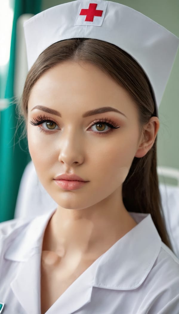 Tags: 21872187, SDXL
{"3": {"inputs": {"seed": 888398226714034, "steps": 32, "cfg": 6.99, "sampler_name": "dpmpp_2m", "scheduler": "karras", "denoise": 1.0, "model": ["27", 0], "positive": ["6", 0], "negative": ["7", 0], "latent_image": ["5", 0]}, "class_type": "KSampler"}, "4": {"inputs": {"ckpt_name": "juggernautxl.safetensors"}, "class_type": "CheckpointLoaderSimple"}, "5": {"inputs": {"width": 768, "height": 1344, "batch_size": 1}, "class_type": "EmptyLatentImage"}, "6": {"inputs": {"text": "26 year old girl, (ukrainian:1.00), (sexy lips:0.95), (eyelashes:1.07), (idol:0.96), (seductive pose:1.00), (temptress:1.07), (slim:1.08), (blush:0.98), (cute:0.98), (seductive facial expression:1.07), (detailed face:1.02), (beautiful eyes:0.99), (double eyelids:1.01), (on all fours:0.97), (spreading ass cheeks:0.97), (from behind:1.10), (backboob:0.98), (nurse in uniform:1.04) working in a hospital ward, (portra:1.05), (natural looking skin:1.05), (soft lighting:1.06), (RAW:1.00), (film:1.04), (skin fuzz:1.03), (detailed skin:1.03), (candid cinema:1.05), (textured skin:1.08)", "clip": ["27", 1]}, "class_type": "CLIPTextEncode"}, "7": {"inputs": {"text": "(open mouth:1.13), (twisted:1.06), (watermark:1.05), (bad hands:1.12), (low resolution:1.06), (worst quality:1.05), (distorted:1.14)", "clip": ["27", 1]}, "class_type": "CLIPTextEncode"}, "8": {"inputs": {"samples": ["3", 0], "vae": ["4", 2]}, "class_type": "VAEDecode"}, "25": {"inputs": {"lora_name": "nudify_xl.safetensors", "strength_model": 0.34, "strength_clip": 0.06, "model": ["4", 0], "clip": ["4", 1]}, "class_type": "LoraLoader"}, "26": {"inputs": {"lora_name": "shirtlift_SDXL_v2.safetensors", "strength_model": 0.14, "strength_clip": 0.15, "model": ["25", 0], "clip": ["25", 1]}, "class_type": "LoraLoader"}, "27": {"inputs": {"lora_name": "PerfectEyesXL.safetensors", "strength_model": 0.03, "strength_clip": 0.15, "model": ["26", 0], "clip": ["26", 1]}, "class_type": "LoraLoader"}, "30": {"inputs": {"model_name": "4x_NMKD-Superscale-SP_178000_G.pth"}, "class_type": "UpscaleModelLoader"}, "31": {"inputs": {"upscale_model": ["30", 0], "image": ["8", 0]}, "class_type": "ImageUpscaleWithModel"}, "32": {"inputs": {"upscale_method": "lanczos", "scale_by": 0.5, "image": ["31", 0]}, "class_type": "ImageScaleBy"}, "33": {"inputs": {"pixels": ["32", 0], "vae": ["4", 2]}, "class_type": "VAEEncode"}, "34": {"inputs": {"seed": 888398226714034, "steps": 32, "cfg": 6.99, "sampler_name": "dpmpp_2m", "scheduler": "karras", "denoise": 0.3, "model": ["27", 0], "positive": ["6", 0], "negative": ["7", 0], "latent_image": ["33", 0]}, "class_type": "KSampler"}, "36": {"inputs": {"samples": ["34", 0], "vae": ["4", 2]}, "class_type": "VAEDecode"}, "39": {"inputs": {"filename_prefix": "comfyapi-1733908221545", "images": ["36", 0]}, "class_type": "SaveImage"}}