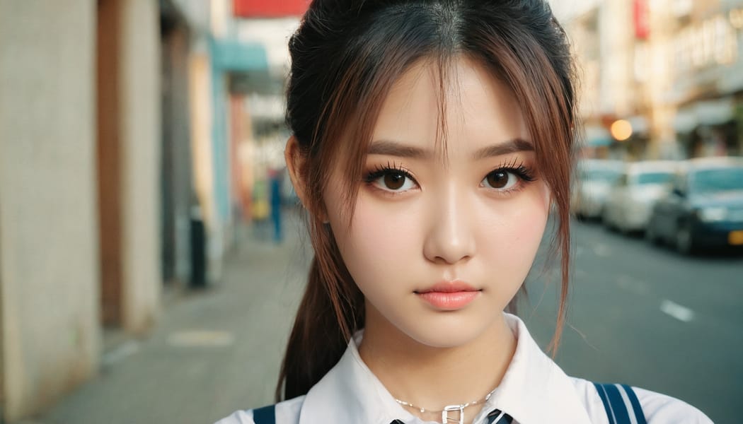 Tags: 21872187, SDXL
{"3": {"inputs": {"seed": 996345651064192, "steps": 32, "cfg": 5.41, "sampler_name": "dpmpp_2m", "scheduler": "karras", "denoise": 1.0, "model": ["27", 0], "positive": ["6", 0], "negative": ["7", 0], "latent_image": ["5", 0]}, "class_type": "KSampler"}, "4": {"inputs": {"ckpt_name": "juggernautxl.safetensors"}, "class_type": "CheckpointLoaderSimple"}, "5": {"inputs": {"width": 1344, "height": 768, "batch_size": 1}, "class_type": "EmptyLatentImage"}, "6": {"inputs": {"text": "27 year old girl, (cute:1.13), (seductive facial expression:1.08), (blush:1.03), (beautiful eyes:1.02), (detailed face:1.05), (seductive pose:1.07), (eyelashes:1.00), (sexy lips:1.11), (idol:1.04), (double eyelids:1.02), (in a seductive pose:1.12), (large perky breasts:1.01), (cleavage:0.95), (thigh gap:0.98), (school uniform:0.99), choker, busy street, (RAW:1.01), (textured skin:1.05), (detailed skin:1.03), (skin fuzz:1.06), (candid cinema:1.06), (natural looking skin:1.02), (film:1.08), (soft lighting:1.04), (portra:1.07)", "clip": ["27", 1]}, "class_type": "CLIPTextEncode"}, "7": {"inputs": {"text": "(low resolution:1.14), (watermark:1.14), (open mouth:1.08), (twisted:1.06), (bad hands:1.11), (worst quality:1.11), (distorted:1.07)", "clip": ["27", 1]}, "class_type": "CLIPTextEncode"}, "8": {"inputs": {"samples": ["3", 0], "vae": ["4", 2]}, "class_type": "VAEDecode"}, "25": {"inputs": {"lora_name": "nudify_xl.safetensors", "strength_model": 0.08, "strength_clip": 0.18, "model": ["4", 0], "clip": ["4", 1]}, "class_type": "LoraLoader"}, "26": {"inputs": {"lora_name": "shirtlift_SDXL_v2.safetensors", "strength_model": 0.12, "strength_clip": 0.0, "model": ["25", 0], "clip": ["25", 1]}, "class_type": "LoraLoader"}, "27": {"inputs": {"lora_name": "PerfectEyesXL.safetensors", "strength_model": 0.11, "strength_clip": 0.02, "model": ["26", 0], "clip": ["26", 1]}, "class_type": "LoraLoader"}, "30": {"inputs": {"model_name": "4x_NMKD-Superscale-SP_178000_G.pth"}, "class_type": "UpscaleModelLoader"}, "31": {"inputs": {"upscale_model": ["30", 0], "image": ["8", 0]}, "class_type": "ImageUpscaleWithModel"}, "32": {"inputs": {"upscale_method": "lanczos", "scale_by": 0.5, "image": ["31", 0]}, "class_type": "ImageScaleBy"}, "33": {"inputs": {"pixels": ["32", 0], "vae": ["4", 2]}, "class_type": "VAEEncode"}, "34": {"inputs": {"seed": 996345651064192, "steps": 32, "cfg": 5.41, "sampler_name": "dpmpp_2m", "scheduler": "karras", "denoise": 0.3, "model": ["27", 0], "positive": ["6", 0], "negative": ["7", 0], "latent_image": ["33", 0]}, "class_type": "KSampler"}, "36": {"inputs": {"samples": ["34", 0], "vae": ["4", 2]}, "class_type": "VAEDecode"}, "39": {"inputs": {"filename_prefix": "comfyapi-1724117372480", "images": ["36", 0]}, "class_type": "SaveImage"}}