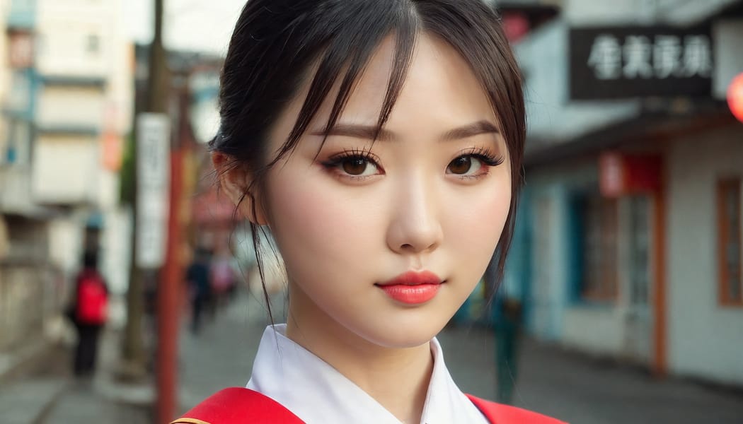 Tags: 21872187, SDXL
{"3": {"inputs": {"seed": 343050979403417, "steps": 64, "cfg": 5.91, "sampler_name": "dpmpp_2m", "scheduler": "karras", "denoise": 1.0, "model": ["27", 0], "positive": ["6", 0], "negative": ["7", 0], "latent_image": ["5", 0]}, "class_type": "KSampler"}, "4": {"inputs": {"ckpt_name": "juggernautxl.safetensors"}, "class_type": "CheckpointLoaderSimple"}, "5": {"inputs": {"width": 1344, "height": 768, "batch_size": 1}, "class_type": "EmptyLatentImage"}, "6": {"inputs": {"text": "27 year old girl, (chinese:1.04), (ukrainian:1.00), (sexy lips:1.08), (cute:1.09), (detailed face:0.96), (double eyelids:1.05), (idol:1.10), (eyelashes:1.03), (seductive pose:1.08), (temptress:0.95), (blush:0.97), (beautiful eyes:1.01), (pale skin:1.07), (slim:1.12), (seductive facial expression:1.04), (in a seductive pose:1.12), (large perky breasts:0.99), (cleavage:1.03), (thigh gap:0.95), (school uniform:1.14), choker, busy street, (RAW:1.04), (film:1.01), (detailed skin:1.02), (portra:1.00), (textured skin:1.08), (candid cinema:1.09), (natural looking skin:1.08), (skin fuzz:1.07), (soft lighting:1.08)", "clip": ["27", 1]}, "class_type": "CLIPTextEncode"}, "7": {"inputs": {"text": "(bad hands:1.07), (watermark:1.09), (distorted:1.07), (low resolution:1.07), (twisted:1.07), (open mouth:1.13), (worst quality:1.14)", "clip": ["27", 1]}, "class_type": "CLIPTextEncode"}, "8": {"inputs": {"samples": ["3", 0], "vae": ["4", 2]}, "class_type": "VAEDecode"}, "25": {"inputs": {"lora_name": "nudify_xl.safetensors", "strength_model": 0.25, "strength_clip": 0.05, "model": ["4", 0], "clip": ["4", 1]}, "class_type": "LoraLoader"}, "26": {"inputs": {"lora_name": "shirtlift_SDXL_v2.safetensors", "strength_model": 0.03, "strength_clip": 0.08, "model": ["25", 0], "clip": ["25", 1]}, "class_type": "LoraLoader"}, "27": {"inputs": {"lora_name": "PerfectEyesXL.safetensors", "strength_model": 0.17, "strength_clip": 0.01, "model": ["26", 0], "clip": ["26", 1]}, "class_type": "LoraLoader"}, "30": {"inputs": {"model_name": "4x_NMKD-Superscale-SP_178000_G.pth"}, "class_type": "UpscaleModelLoader"}, "31": {"inputs": {"upscale_model": ["30", 0], "image": ["8", 0]}, "class_type": "ImageUpscaleWithModel"}, "32": {"inputs": {"upscale_method": "lanczos", "scale_by": 0.5, "image": ["31", 0]}, "class_type": "ImageScaleBy"}, "33": {"inputs": {"pixels": ["32", 0], "vae": ["4", 2]}, "class_type": "VAEEncode"}, "34": {"inputs": {"seed": 343050979403417, "steps": 64, "cfg": 5.91, "sampler_name": "dpmpp_2m", "scheduler": "karras", "denoise": 0.3, "model": ["27", 0], "positive": ["6", 0], "negative": ["7", 0], "latent_image": ["33", 0]}, "class_type": "KSampler"}, "36": {"inputs": {"samples": ["34", 0], "vae": ["4", 2]}, "class_type": "VAEDecode"}, "39": {"inputs": {"filename_prefix": "comfyapi-1727114720100", "images": ["36", 0]}, "class_type": "SaveImage"}}