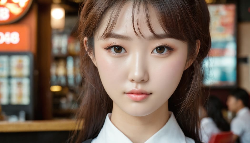 Tags: 21872187, SDXL
{"3": {"inputs": {"seed": 152365598426646, "steps": 64, "cfg": 5.43, "sampler_name": "dpmpp_2m", "scheduler": "karras", "denoise": 1.0, "model": ["27", 0], "positive": ["6", 0], "negative": ["7", 0], "latent_image": ["5", 0]}, "class_type": "KSampler"}, "4": {"inputs": {"ckpt_name": "juggernautxl.safetensors"}, "class_type": "CheckpointLoaderSimple"}, "5": {"inputs": {"width": 1344, "height": 768, "batch_size": 1}, "class_type": "EmptyLatentImage"}, "6": {"inputs": {"text": "21 year old girl, (irish:0.99), (korean:1.13), (sexy lips:0.95), (slim:1.05), (temptress:1.11), (beautiful eyes:0.98), (detailed face:0.95), (double eyelids:1.00), (seductive facial expression:0.98), (idol:0.99), (blush:1.14), (seductive pose:1.03), (pale skin:1.00), (eyelashes:1.02), (cute:1.06), (on all fours:1.02), (spreading ass cheeks:1.03), (from behind:0.97), (backboob:1.13), (a waitress in uniform:1.00) working at a restaurant, (candid cinema:1.05), (film:1.05), (portra:1.01), (detailed skin:1.05), (RAW:1.08), (skin fuzz:1.04), (natural looking skin:1.02), (soft lighting:1.00), (textured skin:1.01)", "clip": ["27", 1]}, "class_type": "CLIPTextEncode"}, "7": {"inputs": {"text": "(worst quality:1.14), (open mouth:1.13), (distorted:1.09), (bad hands:1.13), (watermark:1.11), (low resolution:1.05), (twisted:1.09)", "clip": ["27", 1]}, "class_type": "CLIPTextEncode"}, "8": {"inputs": {"samples": ["3", 0], "vae": ["4", 2]}, "class_type": "VAEDecode"}, "25": {"inputs": {"lora_name": "nudify_xl.safetensors", "strength_model": 0.19, "strength_clip": 0.23, "model": ["4", 0], "clip": ["4", 1]}, "class_type": "LoraLoader"}, "26": {"inputs": {"lora_name": "shirtlift_SDXL_v2.safetensors", "strength_model": 0.11, "strength_clip": 0.13, "model": ["25", 0], "clip": ["25", 1]}, "class_type": "LoraLoader"}, "27": {"inputs": {"lora_name": "PerfectEyesXL.safetensors", "strength_model": 0.08, "strength_clip": 0.04, "model": ["26", 0], "clip": ["26", 1]}, "class_type": "LoraLoader"}, "30": {"inputs": {"model_name": "4x_NMKD-Superscale-SP_178000_G.pth"}, "class_type": "UpscaleModelLoader"}, "31": {"inputs": {"upscale_model": ["30", 0], "image": ["8", 0]}, "class_type": "ImageUpscaleWithModel"}, "32": {"inputs": {"upscale_method": "lanczos", "scale_by": 0.5, "image": ["31", 0]}, "class_type": "ImageScaleBy"}, "33": {"inputs": {"pixels": ["32", 0], "vae": ["4", 2]}, "class_type": "VAEEncode"}, "34": {"inputs": {"seed": 152365598426646, "steps": 64, "cfg": 5.43, "sampler_name": "dpmpp_2m", "scheduler": "karras", "denoise": 0.3, "model": ["27", 0], "positive": ["6", 0], "negative": ["7", 0], "latent_image": ["33", 0]}, "class_type": "KSampler"}, "36": {"inputs": {"samples": ["34", 0], "vae": ["4", 2]}, "class_type": "VAEDecode"}, "39": {"inputs": {"filename_prefix": "comfyapi-1715836994384", "images": ["36", 0]}, "class_type": "SaveImage"}}