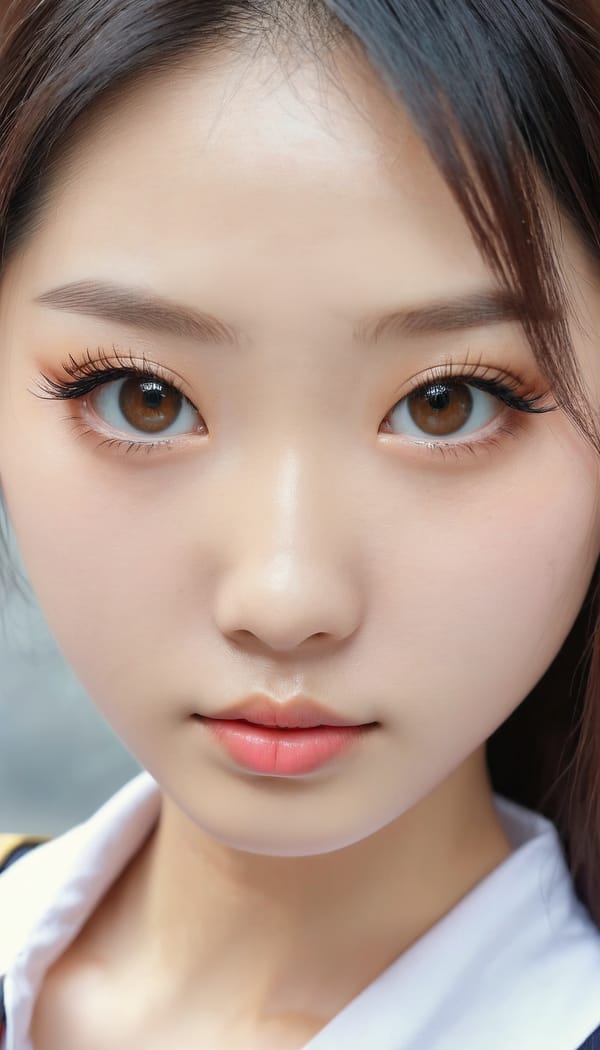 Tags: 21872187, SDXL
{"3": {"inputs": {"seed": 955027837285600, "steps": 32, "cfg": 6.86, "sampler_name": "dpmpp_2m", "scheduler": "karras", "denoise": 1.0, "model": ["27", 0], "positive": ["6", 0], "negative": ["7", 0], "latent_image": ["5", 0]}, "class_type": "KSampler"}, "4": {"inputs": {"ckpt_name": "juggernautxl.safetensors"}, "class_type": "CheckpointLoaderSimple"}, "5": {"inputs": {"width": 768, "height": 1344, "batch_size": 1}, "class_type": "EmptyLatentImage"}, "6": {"inputs": {"text": "20 year old girl, (chinese:1.08), (temptress:1.04), (eyelashes:1.09), (sexy lips:0.96), (seductive facial expression:0.96), (double eyelids:1.10), (beautiful eyes:1.11), (cute:0.99), (slim:1.12), (pale skin:0.96), (idol:0.97), (seductive pose:1.00), (in a seductive pose:1.04), (large perky breasts:1.11), (cleavage:0.99), (thigh gap:1.08), (school uniform:1.02), choker, busy street, (portra:1.03), (candid cinema:1.04), (film:1.02), (textured skin:1.06), (skin fuzz:1.04), (detailed skin:1.07), (natural looking skin:1.07), (RAW:1.02)", "clip": ["27", 1]}, "class_type": "CLIPTextEncode"}, "7": {"inputs": {"text": "(distorted:1.12), (worst quality:1.12), (low resolution:1.06), (bad hands:1.10), (watermark:1.10), (twisted:1.11), (open mouth:1.10)", "clip": ["27", 1]}, "class_type": "CLIPTextEncode"}, "8": {"inputs": {"samples": ["3", 0], "vae": ["4", 2]}, "class_type": "VAEDecode"}, "25": {"inputs": {"lora_name": "nudify_xl.safetensors", "strength_model": 0.17, "strength_clip": 0.25, "model": ["4", 0], "clip": ["4", 1]}, "class_type": "LoraLoader"}, "26": {"inputs": {"lora_name": "shirtlift_SDXL_v2.safetensors", "strength_model": 0.03, "strength_clip": 0.16, "model": ["25", 0], "clip": ["25", 1]}, "class_type": "LoraLoader"}, "27": {"inputs": {"lora_name": "PerfectEyesXL.safetensors", "strength_model": 0.07, "strength_clip": 0.11, "model": ["26", 0], "clip": ["26", 1]}, "class_type": "LoraLoader"}, "30": {"inputs": {"model_name": "4x_NMKD-Superscale-SP_178000_G.pth"}, "class_type": "UpscaleModelLoader"}, "31": {"inputs": {"upscale_model": ["30", 0], "image": ["8", 0]}, "class_type": "ImageUpscaleWithModel"}, "32": {"inputs": {"upscale_method": "lanczos", "scale_by": 0.5, "image": ["31", 0]}, "class_type": "ImageScaleBy"}, "33": {"inputs": {"pixels": ["32", 0], "vae": ["4", 2]}, "class_type": "VAEEncode"}, "34": {"inputs": {"seed": 955027837285600, "steps": 32, "cfg": 6.86, "sampler_name": "dpmpp_2m", "scheduler": "karras", "denoise": 0.3, "model": ["27", 0], "positive": ["6", 0], "negative": ["7", 0], "latent_image": ["33", 0]}, "class_type": "KSampler"}, "36": {"inputs": {"samples": ["34", 0], "vae": ["4", 2]}, "class_type": "VAEDecode"}, "39": {"inputs": {"filename_prefix": "comfyapi-1714141109377", "images": ["36", 0]}, "class_type": "SaveImage"}}