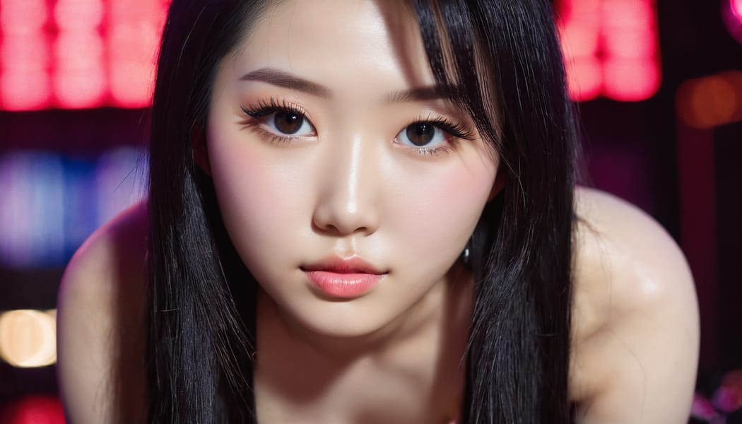 Tags: 21872187, SDXL
{"3": {"inputs": {"seed": 353528930268518, "steps": 64, "cfg": 7.92, "sampler_name": "dpmpp_2m", "scheduler": "karras", "denoise": 1.0, "model": ["27", 0], "positive": ["6", 0], "negative": ["7", 0], "latent_image": ["5", 0]}, "class_type": "KSampler"}, "4": {"inputs": {"ckpt_name": "juggernautxl.safetensors"}, "class_type": "CheckpointLoaderSimple"}, "5": {"inputs": {"width": 1344, "height": 768, "batch_size": 1}, "class_type": "EmptyLatentImage"}, "6": {"inputs": {"text": "22 year old girl, (korean:1.03), (chinese:1.11), (pale skin:1.05), (beautiful eyes:1.02), (temptress:1.03), (slim:1.13), (detailed face:1.02), (eyelashes:1.03), (seductive pose:1.03), (double eyelids:1.12), (cute:0.95), (blush:1.10), (idol:1.09), (sexy lips:1.14), (seductive facial expression:1.06), (in a seductive pose:1.11), (large perky breasts:1.00), (cleavage:0.97), (thigh gap:1.00), (a pole dancer:0.96) at a night club, (candid cinema:1.03), (textured skin:1.00), (RAW:1.00), (portra:1.05), (detailed skin:1.00), (natural looking skin:1.02), (soft lighting:1.04), (film:1.08), (skin fuzz:1.09)", "clip": ["27", 1]}, "class_type": "CLIPTextEncode"}, "7": {"inputs": {"text": "(low resolution:1.08), (open mouth:1.12), (watermark:1.14), (twisted:1.10), (distorted:1.14), (bad hands:1.07), (worst quality:1.14)", "clip": ["27", 1]}, "class_type": "CLIPTextEncode"}, "8": {"inputs": {"samples": ["3", 0], "vae": ["4", 2]}, "class_type": "VAEDecode"}, "25": {"inputs": {"lora_name": "nudify_xl.safetensors", "strength_model": 0.12, "strength_clip": 0.1, "model": ["4", 0], "clip": ["4", 1]}, "class_type": "LoraLoader"}, "26": {"inputs": {"lora_name": "shirtlift_SDXL_v2.safetensors", "strength_model": 0.07, "strength_clip": 0.13, "model": ["25", 0], "clip": ["25", 1]}, "class_type": "LoraLoader"}, "27": {"inputs": {"lora_name": "PerfectEyesXL.safetensors", "strength_model": 0.16, "strength_clip": 0.06, "model": ["26", 0], "clip": ["26", 1]}, "class_type": "LoraLoader"}, "30": {"inputs": {"model_name": "4x_NMKD-Superscale-SP_178000_G.pth"}, "class_type": "UpscaleModelLoader"}, "31": {"inputs": {"upscale_model": ["30", 0], "image": ["8", 0]}, "class_type": "ImageUpscaleWithModel"}, "32": {"inputs": {"upscale_method": "lanczos", "scale_by": 0.5, "image": ["31", 0]}, "class_type": "ImageScaleBy"}, "33": {"inputs": {"pixels": ["32", 0], "vae": ["4", 2]}, "class_type": "VAEEncode"}, "34": {"inputs": {"seed": 353528930268518, "steps": 64, "cfg": 7.92, "sampler_name": "dpmpp_2m", "scheduler": "karras", "denoise": 0.3, "model": ["27", 0], "positive": ["6", 0], "negative": ["7", 0], "latent_image": ["33", 0]}, "class_type": "KSampler"}, "36": {"inputs": {"samples": ["34", 0], "vae": ["4", 2]}, "class_type": "VAEDecode"}, "39": {"inputs": {"filename_prefix": "comfyapi-1725247708349", "images": ["36", 0]}, "class_type": "SaveImage"}}