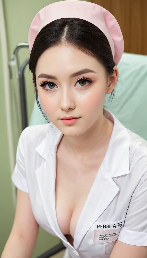 Tags: 21872187, SDXL
{"3": {"inputs": {"seed": 882349270271172, "steps": 32, "cfg": 7.38, "sampler_name": "dpmpp_2m", "scheduler": "karras", "denoise": 1.0, "model": ["27", 0], "positive": ["6", 0], "negative": ["7", 0], "latent_image": ["5", 0]}, "class_type": "KSampler"}, "4": {"inputs": {"ckpt_name": "juggernautXL_v8Rundiffusion.safetensors"}, "class_type": "CheckpointLoaderSimple"}, "5": {"inputs": {"width": 768, "height": 1344, "batch_size": 1}, "class_type": "EmptyLatentImage"}, "6": {"inputs": {"text": "25 year old girl, (cute:0.98), (eyelashes:1.05), (blush:1.01), (temptress:1.12), (idol:1.10), (pale skin:1.10), (detailed face:1.05), (sexy lips:1.12), (double eyelids:0.99), (seductive facial expression:1.14), (beautiful eyes:0.99), (seductive pose:0.99), (slim:1.06), (in a seductive pose:0.97), (large perky breasts:0.98), (cleavage:1.07), (thigh gap:1.06), (nurse in uniform:0.96) working in a hospital ward, (skin fuzz:1.05), (detailed skin:1.07), (portra:1.05), (soft lighting:1.02), (textured skin:1.01), (RAW:1.09), (candid cinema:1.08), (film:1.03), (natural looking skin:1.06)", "clip": ["27", 1]}, "class_type": "CLIPTextEncode"}, "7": {"inputs": {"text": "(twisted:1.14), (low resolution:1.13), (watermark:1.10), (open mouth:1.13), (distorted:1.12), (worst quality:1.06), (bad hands:1.12)", "clip": ["27", 1]}, "class_type": "CLIPTextEncode"}, "8": {"inputs": {"samples": ["3", 0], "vae": ["4", 2]}, "class_type": "VAEDecode"}, "25": {"inputs": {"lora_name": "nudify_xl.safetensors", "strength_model": 0.0, "strength_clip": 0.3, "model": ["4", 0], "clip": ["4", 1]}, "class_type": "LoraLoader"}, "26": {"inputs": {"lora_name": "shirtlift_SDXL_v2.safetensors", "strength_model": 0.06, "strength_clip": 0.12, "model": ["25", 0], "clip": ["25", 1]}, "class_type": "LoraLoader"}, "27": {"inputs": {"lora_name": "PerfectEyesXL.safetensors", "strength_model": 0.04, "strength_clip": 0.12, "model": ["26", 0], "clip": ["26", 1]}, "class_type": "LoraLoader"}, "30": {"inputs": {"model_name": "4x_NMKD-Superscale-SP_178000_G.pth"}, "class_type": "UpscaleModelLoader"}, "31": {"inputs": {"upscale_model": ["30", 0], "image": ["8", 0]}, "class_type": "ImageUpscaleWithModel"}, "32": {"inputs": {"upscale_method": "lanczos", "scale_by": 0.5, "image": ["31", 0]}, "class_type": "ImageScaleBy"}, "33": {"inputs": {"pixels": ["32", 0], "vae": ["4", 2]}, "class_type": "VAEEncode"}, "34": {"inputs": {"seed": 882349270271172, "steps": 32, "cfg": 7.38, "sampler_name": "dpmpp_2m", "scheduler": "karras", "denoise": 0.3, "model": ["27", 0], "positive": ["6", 0], "negative": ["7", 0], "latent_image": ["33", 0]}, "class_type": "KSampler"}, "36": {"inputs": {"samples": ["34", 0], "vae": ["4", 2]}, "class_type": "VAEDecode"}, "39": {"inputs": {"filename_prefix": "comfyapi-1707502394195", "images": ["36", 0]}, "class_type": "SaveImage"}}