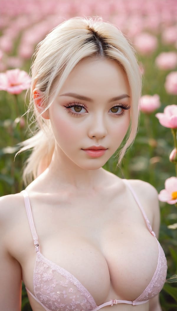 Tags: 21872187, SDXL
{"3": {"inputs": {"seed": 452512327071971, "steps": 64, "cfg": 7.74, "sampler_name": "dpmpp_2m", "scheduler": "karras", "denoise": 1.0, "model": ["27", 0], "positive": ["6", 0], "negative": ["7", 0], "latent_image": ["5", 0]}, "class_type": "KSampler"}, "4": {"inputs": {"ckpt_name": "juggernautxl.safetensors"}, "class_type": "CheckpointLoaderSimple"}, "5": {"inputs": {"width": 768, "height": 1344, "batch_size": 1}, "class_type": "EmptyLatentImage"}, "6": {"inputs": {"text": "28 year old girl, (beautiful eyes:1.06), (pale skin:1.08), (temptress:1.10), (cute:1.03), (seductive pose:0.98), (eyelashes:1.14), (idol:0.95), (seductive facial expression:1.14), (double eyelids:1.14), (blush:0.95), (sexy lips:0.95), (slim:0.95), (detailed face:1.13), (in a seductive pose:1.14), (large perky breasts:1.02), (cleavage:1.06), (thigh gap:0.95), wearing (translucent clothes:1.14) on a flower field, (portra:1.01), (RAW:1.08), (film:1.07), (natural looking skin:1.04), (skin fuzz:1.02), (detailed skin:1.04), (soft lighting:1.02), (textured skin:1.05), (candid cinema:1.00)", "clip": ["27", 1]}, "class_type": "CLIPTextEncode"}, "7": {"inputs": {"text": "(worst quality:1.11), (low resolution:1.11), (distorted:1.13), (twisted:1.10), (open mouth:1.09), (bad hands:1.05), (watermark:1.10)", "clip": ["27", 1]}, "class_type": "CLIPTextEncode"}, "8": {"inputs": {"samples": ["3", 0], "vae": ["4", 2]}, "class_type": "VAEDecode"}, "25": {"inputs": {"lora_name": "nudify_xl.safetensors", "strength_model": 0.17, "strength_clip": 0.07, "model": ["4", 0], "clip": ["4", 1]}, "class_type": "LoraLoader"}, "26": {"inputs": {"lora_name": "shirtlift_SDXL_v2.safetensors", "strength_model": 0.03, "strength_clip": 0.08, "model": ["25", 0], "clip": ["25", 1]}, "class_type": "LoraLoader"}, "27": {"inputs": {"lora_name": "PerfectEyesXL.safetensors", "strength_model": 0.04, "strength_clip": 0.1, "model": ["26", 0], "clip": ["26", 1]}, "class_type": "LoraLoader"}, "30": {"inputs": {"model_name": "4x_NMKD-Superscale-SP_178000_G.pth"}, "class_type": "UpscaleModelLoader"}, "31": {"inputs": {"upscale_model": ["30", 0], "image": ["8", 0]}, "class_type": "ImageUpscaleWithModel"}, "32": {"inputs": {"upscale_method": "lanczos", "scale_by": 0.5, "image": ["31", 0]}, "class_type": "ImageScaleBy"}, "33": {"inputs": {"pixels": ["32", 0], "vae": ["4", 2]}, "class_type": "VAEEncode"}, "34": {"inputs": {"seed": 452512327071971, "steps": 64, "cfg": 7.74, "sampler_name": "dpmpp_2m", "scheduler": "karras", "denoise": 0.3, "model": ["27", 0], "positive": ["6", 0], "negative": ["7", 0], "latent_image": ["33", 0]}, "class_type": "KSampler"}, "36": {"inputs": {"samples": ["34", 0], "vae": ["4", 2]}, "class_type": "VAEDecode"}, "39": {"inputs": {"filename_prefix": "comfyapi-1727079622197", "images": ["36", 0]}, "class_type": "SaveImage"}}