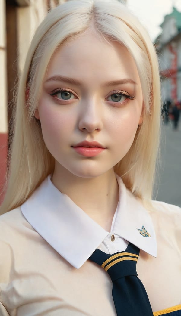 Tags: 21872187, SDXL
{"3": {"inputs": {"seed": 752055110819042, "steps": 64, "cfg": 5.74, "sampler_name": "dpmpp_2m", "scheduler": "karras", "denoise": 1.0, "model": ["27", 0], "positive": ["6", 0], "negative": ["7", 0], "latent_image": ["5", 0]}, "class_type": "KSampler"}, "4": {"inputs": {"ckpt_name": "juggernautxl.safetensors"}, "class_type": "CheckpointLoaderSimple"}, "5": {"inputs": {"width": 768, "height": 1344, "batch_size": 1}, "class_type": "EmptyLatentImage"}, "6": {"inputs": {"text": "19 year old girl, (ukrainian:1.08), (temptress:1.06), (pale skin:1.05), (detailed face:1.13), (blush:1.05), (slim:1.04), (idol:1.04), (beautiful eyes:0.98), (double eyelids:1.02), (cute:0.95), (seductive pose:0.99), (sexy lips:1.10), (seductive facial expression:1.13), (eyelashes:0.95), (in a seductive pose:1.14), (large perky breasts:1.06), (cleavage:0.99), (thigh gap:1.08), (school uniform:1.14), choker, busy street, (portra:1.04), (candid cinema:1.03), (soft lighting:1.00), (natural looking skin:1.00), (film:1.03), (RAW:1.01), (skin fuzz:1.08), (textured skin:1.06), (detailed skin:1.00)", "clip": ["27", 1]}, "class_type": "CLIPTextEncode"}, "7": {"inputs": {"text": "(bad hands:1.12), (worst quality:1.05), (watermark:1.10), (distorted:1.13), (open mouth:1.10), (twisted:1.08), (low resolution:1.14)", "clip": ["27", 1]}, "class_type": "CLIPTextEncode"}, "8": {"inputs": {"samples": ["3", 0], "vae": ["4", 2]}, "class_type": "VAEDecode"}, "25": {"inputs": {"lora_name": "nudify_xl.safetensors", "strength_model": 0.22, "strength_clip": 0.27, "model": ["4", 0], "clip": ["4", 1]}, "class_type": "LoraLoader"}, "26": {"inputs": {"lora_name": "shirtlift_SDXL_v2.safetensors", "strength_model": 0.09, "strength_clip": 0.1, "model": ["25", 0], "clip": ["25", 1]}, "class_type": "LoraLoader"}, "27": {"inputs": {"lora_name": "PerfectEyesXL.safetensors", "strength_model": 0.08, "strength_clip": 0.02, "model": ["26", 0], "clip": ["26", 1]}, "class_type": "LoraLoader"}, "30": {"inputs": {"model_name": "4x_NMKD-Superscale-SP_178000_G.pth"}, "class_type": "UpscaleModelLoader"}, "31": {"inputs": {"upscale_model": ["30", 0], "image": ["8", 0]}, "class_type": "ImageUpscaleWithModel"}, "32": {"inputs": {"upscale_method": "lanczos", "scale_by": 0.5, "image": ["31", 0]}, "class_type": "ImageScaleBy"}, "33": {"inputs": {"pixels": ["32", 0], "vae": ["4", 2]}, "class_type": "VAEEncode"}, "34": {"inputs": {"seed": 752055110819042, "steps": 64, "cfg": 5.74, "sampler_name": "dpmpp_2m", "scheduler": "karras", "denoise": 0.3, "model": ["27", 0], "positive": ["6", 0], "negative": ["7", 0], "latent_image": ["33", 0]}, "class_type": "KSampler"}, "36": {"inputs": {"samples": ["34", 0], "vae": ["4", 2]}, "class_type": "VAEDecode"}, "39": {"inputs": {"filename_prefix": "comfyapi-1714227583812", "images": ["36", 0]}, "class_type": "SaveImage"}}