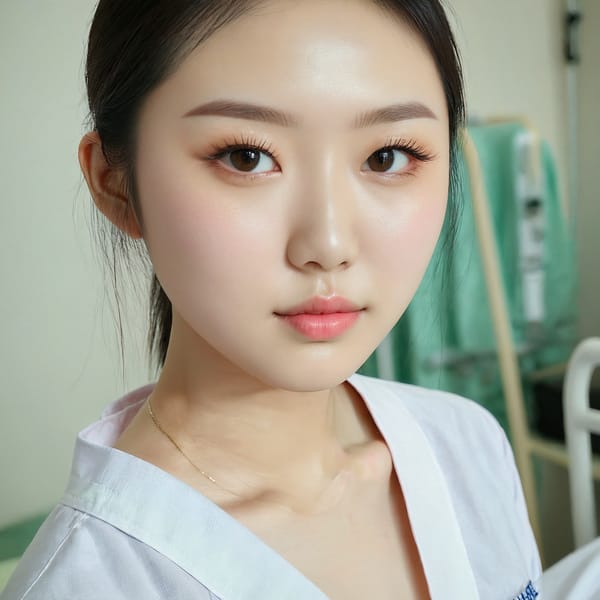 Tags: 21872187, SDXL
{"3": {"inputs": {"seed": 507420063277183, "steps": 64, "cfg": 7.82, "sampler_name": "dpmpp_2m", "scheduler": "karras", "denoise": 1.0, "model": ["27", 0], "positive": ["6", 0], "negative": ["7", 0], "latent_image": ["5", 0]}, "class_type": "KSampler"}, "4": {"inputs": {"ckpt_name": "juggernautxl.safetensors"}, "class_type": "CheckpointLoaderSimple"}, "5": {"inputs": {"width": 1024, "height": 1024, "batch_size": 1}, "class_type": "EmptyLatentImage"}, "6": {"inputs": {"text": "25 year old girl, (chinese:1.00), (beautiful eyes:1.08), (detailed face:0.96), (pale skin:0.98), (seductive pose:1.02), (idol:1.08), (temptress:1.10), (eyelashes:1.00), (double eyelids:0.98), (sexy lips:1.05), (blush:1.01), (seductive facial expression:0.98), (cute:1.11), (slim:1.02), (on all fours:1.08), (spreading ass cheeks:1.10), (from behind:1.04), (backboob:0.98), (nurse in uniform:1.01) working in a hospital ward, (portra:1.08), (candid cinema:1.00), (RAW:1.06), (natural looking skin:1.01), (detailed skin:1.01), (film:1.02), (textured skin:1.06), (skin fuzz:1.09), (soft lighting:1.08)", "clip": ["27", 1]}, "class_type": "CLIPTextEncode"}, "7": {"inputs": {"text": "(low resolution:1.12), (bad hands:1.06), (twisted:1.08), (open mouth:1.13), (worst quality:1.10), (watermark:1.07), (distorted:1.06)", "clip": ["27", 1]}, "class_type": "CLIPTextEncode"}, "8": {"inputs": {"samples": ["3", 0], "vae": ["4", 2]}, "class_type": "VAEDecode"}, "25": {"inputs": {"lora_name": "nudify_xl.safetensors", "strength_model": 0.22, "strength_clip": 0.36, "model": ["4", 0], "clip": ["4", 1]}, "class_type": "LoraLoader"}, "26": {"inputs": {"lora_name": "shirtlift_SDXL_v2.safetensors", "strength_model": 0.16, "strength_clip": 0.02, "model": ["25", 0], "clip": ["25", 1]}, "class_type": "LoraLoader"}, "27": {"inputs": {"lora_name": "PerfectEyesXL.safetensors", "strength_model": 0.15, "strength_clip": 0.19, "model": ["26", 0], "clip": ["26", 1]}, "class_type": "LoraLoader"}, "30": {"inputs": {"model_name": "4x_NMKD-Superscale-SP_178000_G.pth"}, "class_type": "UpscaleModelLoader"}, "31": {"inputs": {"upscale_model": ["30", 0], "image": ["8", 0]}, "class_type": "ImageUpscaleWithModel"}, "32": {"inputs": {"upscale_method": "lanczos", "scale_by": 0.5, "image": ["31", 0]}, "class_type": "ImageScaleBy"}, "33": {"inputs": {"pixels": ["32", 0], "vae": ["4", 2]}, "class_type": "VAEEncode"}, "34": {"inputs": {"seed": 507420063277183, "steps": 64, "cfg": 7.82, "sampler_name": "dpmpp_2m", "scheduler": "karras", "denoise": 0.3, "model": ["27", 0], "positive": ["6", 0], "negative": ["7", 0], "latent_image": ["33", 0]}, "class_type": "KSampler"}, "36": {"inputs": {"samples": ["34", 0], "vae": ["4", 2]}, "class_type": "VAEDecode"}, "39": {"inputs": {"filename_prefix": "comfyapi-1724307624268", "images": ["36", 0]}, "class_type": "SaveImage"}}