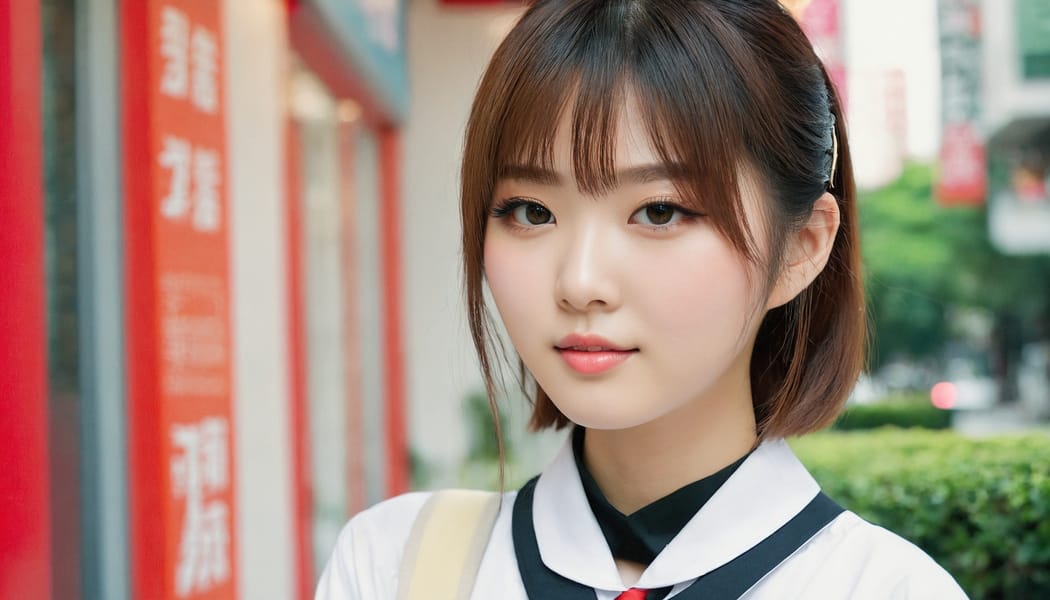 Tags: 21872187, SDXL
{"3": {"inputs": {"seed": 751957481432857, "steps": 32, "cfg": 5.87, "sampler_name": "dpmpp_2m", "scheduler": "karras", "denoise": 1.0, "model": ["27", 0], "positive": ["6", 0], "negative": ["7", 0], "latent_image": ["5", 0]}, "class_type": "KSampler"}, "4": {"inputs": {"ckpt_name": "juggernautxl.safetensors"}, "class_type": "CheckpointLoaderSimple"}, "5": {"inputs": {"width": 1344, "height": 768, "batch_size": 1}, "class_type": "EmptyLatentImage"}, "6": {"inputs": {"text": "18 year old girl, (taiwanese:1.12), (detailed face:1.01), (temptress:0.98), (cute:1.02), (double eyelids:0.97), (blush:0.96), (pale skin:1.08), (slim:1.11), (seductive pose:1.13), (eyelashes:1.01), (seductive facial expression:1.13), (idol:1.03), (sexy lips:1.06), (beautiful eyes:0.97), (in a seductive pose:1.14), (large perky breasts:0.96), (cleavage:1.01), (thigh gap:1.01), (school uniform:1.03), choker, busy street, (soft lighting:1.09), (RAW:1.00), (textured skin:1.03), (candid cinema:1.02), (portra:1.02), (skin fuzz:1.00), (detailed skin:1.09), (natural looking skin:1.01), (film:1.09)", "clip": ["27", 1]}, "class_type": "CLIPTextEncode"}, "7": {"inputs": {"text": "(worst quality:1.05), (distorted:1.08), (low resolution:1.12), (watermark:1.12), (twisted:1.13), (open mouth:1.10), (bad hands:1.13)", "clip": ["27", 1]}, "class_type": "CLIPTextEncode"}, "8": {"inputs": {"samples": ["3", 0], "vae": ["4", 2]}, "class_type": "VAEDecode"}, "25": {"inputs": {"lora_name": "nudify_xl.safetensors", "strength_model": 0.36, "strength_clip": 0.04, "model": ["4", 0], "clip": ["4", 1]}, "class_type": "LoraLoader"}, "26": {"inputs": {"lora_name": "shirtlift_SDXL_v2.safetensors", "strength_model": 0.03, "strength_clip": 0.17, "model": ["25", 0], "clip": ["25", 1]}, "class_type": "LoraLoader"}, "27": {"inputs": {"lora_name": "PerfectEyesXL.safetensors", "strength_model": 0.01, "strength_clip": 0.09, "model": ["26", 0], "clip": ["26", 1]}, "class_type": "LoraLoader"}, "30": {"inputs": {"model_name": "4x_NMKD-Superscale-SP_178000_G.pth"}, "class_type": "UpscaleModelLoader"}, "31": {"inputs": {"upscale_model": ["30", 0], "image": ["8", 0]}, "class_type": "ImageUpscaleWithModel"}, "32": {"inputs": {"upscale_method": "lanczos", "scale_by": 0.5, "image": ["31", 0]}, "class_type": "ImageScaleBy"}, "33": {"inputs": {"pixels": ["32", 0], "vae": ["4", 2]}, "class_type": "VAEEncode"}, "34": {"inputs": {"seed": 751957481432857, "steps": 32, "cfg": 5.87, "sampler_name": "dpmpp_2m", "scheduler": "karras", "denoise": 0.3, "model": ["27", 0], "positive": ["6", 0], "negative": ["7", 0], "latent_image": ["33", 0]}, "class_type": "KSampler"}, "36": {"inputs": {"samples": ["34", 0], "vae": ["4", 2]}, "class_type": "VAEDecode"}, "39": {"inputs": {"filename_prefix": "comfyapi-1731216564364", "images": ["36", 0]}, "class_type": "SaveImage"}}