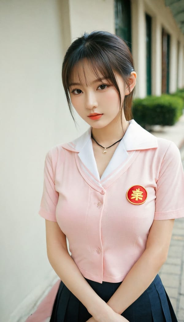 Tags: 21872187, SDXL
{"3": {"inputs": {"seed": 797795176856330, "steps": 32, "cfg": 5.98, "sampler_name": "dpmpp_2m", "scheduler": "karras", "denoise": 1.0, "model": ["27", 0], "positive": ["6", 0], "negative": ["7", 0], "latent_image": ["5", 0]}, "class_type": "KSampler"}, "4": {"inputs": {"ckpt_name": "leosamsHelloworldSDXL_helloworldSDXL32DPO.safetensors"}, "class_type": "CheckpointLoaderSimple"}, "5": {"inputs": {"width": 768, "height": 1344, "batch_size": 1}, "class_type": "EmptyLatentImage"}, "6": {"inputs": {"text": "26 year old girl, (chinese:0.99), (russian:0.97), (taiwanese:0.96), (sexy lips:1.03), (beautiful eyes:1.00), (seductive pose:1.07), (pale skin:1.06), (detailed face:1.11), (blush:1.06), (temptress:0.99), (double eyelids:1.08), (cute:1.07), (eyelashes:1.06), (seductive facial expression:1.03), (idol:0.99), (slim:0.96), (in a seductive pose:0.96), (large perky breasts:1.03), (cleavage:0.98), (thigh gap:0.98), (school uniform:1.13), choker, busy street, (portra:1.06), (soft lighting:1.01), (detailed skin:1.02), (textured skin:1.09), (natural looking skin:1.04), (film:1.05), (candid cinema:1.03), (RAW:1.00), (skin fuzz:1.03)", "clip": ["27", 1]}, "class_type": "CLIPTextEncode"}, "7": {"inputs": {"text": "(low resolution:1.13), (open mouth:1.09), (worst quality:1.10), (twisted:1.13), (watermark:1.10), (distorted:1.07), (bad hands:1.09)", "clip": ["27", 1]}, "class_type": "CLIPTextEncode"}, "8": {"inputs": {"samples": ["3", 0], "vae": ["4", 2]}, "class_type": "VAEDecode"}, "25": {"inputs": {"lora_name": "nudify_xl.safetensors", "strength_model": 0.24, "strength_clip": 0.27, "model": ["4", 0], "clip": ["4", 1]}, "class_type": "LoraLoader"}, "26": {"inputs": {"lora_name": "shirtlift_SDXL_v2.safetensors", "strength_model": 0.06, "strength_clip": 0.15, "model": ["25", 0], "clip": ["25", 1]}, "class_type": "LoraLoader"}, "27": {"inputs": {"lora_name": "PerfectEyesXL.safetensors", "strength_model": 0.18, "strength_clip": 0.06, "model": ["26", 0], "clip": ["26", 1]}, "class_type": "LoraLoader"}, "30": {"inputs": {"model_name": "4x_NMKD-Superscale-SP_178000_G.pth"}, "class_type": "UpscaleModelLoader"}, "31": {"inputs": {"upscale_model": ["30", 0], "image": ["8", 0]}, "class_type": "ImageUpscaleWithModel"}, "32": {"inputs": {"upscale_method": "lanczos", "scale_by": 0.5, "image": ["31", 0]}, "class_type": "ImageScaleBy"}, "33": {"inputs": {"pixels": ["32", 0], "vae": ["4", 2]}, "class_type": "VAEEncode"}, "34": {"inputs": {"seed": 797795176856330, "steps": 32, "cfg": 5.98, "sampler_name": "dpmpp_2m", "scheduler": "karras", "denoise": 0.3, "model": ["27", 0], "positive": ["6", 0], "negative": ["7", 0], "latent_image": ["33", 0]}, "class_type": "KSampler"}, "36": {"inputs": {"samples": ["34", 0], "vae": ["4", 2]}, "class_type": "VAEDecode"}, "39": {"inputs": {"filename_prefix": "comfyapi-1707277321057", "images": ["36", 0]}, "class_type": "SaveImage"}}