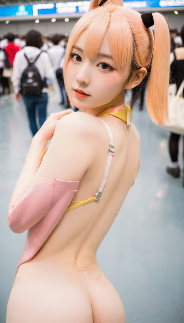 Tags: 21872187, SDXL
{"3": {"inputs": {"seed": 504373951436161, "steps": 32, "cfg": 7.75, "sampler_name": "dpmpp_2m", "scheduler": "karras", "denoise": 1.0, "model": ["27", 0], "positive": ["6", 0], "negative": ["7", 0], "latent_image": ["5", 0]}, "class_type": "KSampler"}, "4": {"inputs": {"ckpt_name": "leosamsHelloworldSDXL_helloworldSDXL32DPO.safetensors"}, "class_type": "CheckpointLoaderSimple"}, "5": {"inputs": {"width": 768, "height": 1344, "batch_size": 1}, "class_type": "EmptyLatentImage"}, "6": {"inputs": {"text": "26 year old girl, (japanese:1.07), (double eyelids:1.13), (detailed face:1.08), (seductive facial expression:1.06), (cute:1.04), (eyelashes:1.04), (idol:1.11), (blush:1.05), (pale skin:1.12), (sexy lips:1.04), (seductive pose:1.06), (beautiful eyes:1.00), (temptress:1.07), (slim:1.02), (perky ass:1.07), (exposed ass:0.97), (looking back:0.96), (sexy ass:1.11), (thigh gap:1.11), (in a cosplay:1.04) at comiket posing for camera, (soft lighting:1.02), (film:1.03), (textured skin:1.02), (skin fuzz:1.00), (RAW:1.04), (candid cinema:1.00), (portra:1.00), (detailed skin:1.05), (natural looking skin:1.09)", "clip": ["27", 1]}, "class_type": "CLIPTextEncode"}, "7": {"inputs": {"text": "(bad hands:1.13), (open mouth:1.08), (low resolution:1.07), (distorted:1.10), (watermark:1.06), (twisted:1.09), (worst quality:1.06)", "clip": ["27", 1]}, "class_type": "CLIPTextEncode"}, "8": {"inputs": {"samples": ["3", 0], "vae": ["4", 2]}, "class_type": "VAEDecode"}, "25": {"inputs": {"lora_name": "nudify_xl.safetensors", "strength_model": 0.29, "strength_clip": 0.33, "model": ["4", 0], "clip": ["4", 1]}, "class_type": "LoraLoader"}, "26": {"inputs": {"lora_name": "shirtlift_SDXL_v2.safetensors", "strength_model": 0.18, "strength_clip": 0.09, "model": ["25", 0], "clip": ["25", 1]}, "class_type": "LoraLoader"}, "27": {"inputs": {"lora_name": "PerfectEyesXL.safetensors", "strength_model": 0.08, "strength_clip": 0.07, "model": ["26", 0], "clip": ["26", 1]}, "class_type": "LoraLoader"}, "30": {"inputs": {"model_name": "4x_NMKD-Superscale-SP_178000_G.pth"}, "class_type": "UpscaleModelLoader"}, "31": {"inputs": {"upscale_model": ["30", 0], "image": ["8", 0]}, "class_type": "ImageUpscaleWithModel"}, "32": {"inputs": {"upscale_method": "lanczos", "scale_by": 0.5, "image": ["31", 0]}, "class_type": "ImageScaleBy"}, "33": {"inputs": {"pixels": ["32", 0], "vae": ["4", 2]}, "class_type": "VAEEncode"}, "34": {"inputs": {"seed": 504373951436161, "steps": 32, "cfg": 7.75, "sampler_name": "dpmpp_2m", "scheduler": "karras", "denoise": 0.3, "model": ["27", 0], "positive": ["6", 0], "negative": ["7", 0], "latent_image": ["33", 0]}, "class_type": "KSampler"}, "36": {"inputs": {"samples": ["34", 0], "vae": ["4", 2]}, "class_type": "VAEDecode"}, "39": {"inputs": {"filename_prefix": "comfyapi-1708083733330", "images": ["36", 0]}, "class_type": "SaveImage"}}