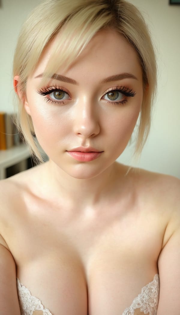 Tags: 21872187, SDXL
{"3": {"inputs": {"seed": 783003045593577, "steps": 32, "cfg": 7.37, "sampler_name": "dpmpp_2m", "scheduler": "karras", "denoise": 1.0, "model": ["27", 0], "positive": ["6", 0], "negative": ["7", 0], "latent_image": ["5", 0]}, "class_type": "KSampler"}, "4": {"inputs": {"ckpt_name": "juggernautxl.safetensors"}, "class_type": "CheckpointLoaderSimple"}, "5": {"inputs": {"width": 768, "height": 1344, "batch_size": 1}, "class_type": "EmptyLatentImage"}, "6": {"inputs": {"text": "28 year old girl, (irish:1.00), (eyelashes:1.11), (double eyelids:1.12), (blush:1.06), (idol:0.96), (detailed face:0.96), (seductive pose:1.05), (pale skin:1.11), (seductive facial expression:1.01), (temptress:1.03), (sexy lips:1.02), (beautiful eyes:1.07), (cute:1.11), (on all fours:1.11), (spreading ass cheeks:1.01), (from behind:0.98), (backboob:1.01), (an office lady:1.10), (soft lighting:1.01), (candid cinema:1.01), (film:1.09), (detailed skin:1.01), (skin fuzz:1.07), (natural looking skin:1.03), (textured skin:1.01), (RAW:1.09), (portra:1.04)", "clip": ["27", 1]}, "class_type": "CLIPTextEncode"}, "7": {"inputs": {"text": "(worst quality:1.11), (low resolution:1.05), (twisted:1.11), (open mouth:1.11), (watermark:1.13), (distorted:1.07), (bad hands:1.07)", "clip": ["27", 1]}, "class_type": "CLIPTextEncode"}, "8": {"inputs": {"samples": ["3", 0], "vae": ["4", 2]}, "class_type": "VAEDecode"}, "25": {"inputs": {"lora_name": "nudify_xl.safetensors", "strength_model": 0.34, "strength_clip": 0.16, "model": ["4", 0], "clip": ["4", 1]}, "class_type": "LoraLoader"}, "26": {"inputs": {"lora_name": "shirtlift_SDXL_v2.safetensors", "strength_model": 0.01, "strength_clip": 0.13, "model": ["25", 0], "clip": ["25", 1]}, "class_type": "LoraLoader"}, "27": {"inputs": {"lora_name": "PerfectEyesXL.safetensors", "strength_model": 0.11, "strength_clip": 0.06, "model": ["26", 0], "clip": ["26", 1]}, "class_type": "LoraLoader"}, "30": {"inputs": {"model_name": "4x_NMKD-Superscale-SP_178000_G.pth"}, "class_type": "UpscaleModelLoader"}, "31": {"inputs": {"upscale_model": ["30", 0], "image": ["8", 0]}, "class_type": "ImageUpscaleWithModel"}, "32": {"inputs": {"upscale_method": "lanczos", "scale_by": 0.5, "image": ["31", 0]}, "class_type": "ImageScaleBy"}, "33": {"inputs": {"pixels": ["32", 0], "vae": ["4", 2]}, "class_type": "VAEEncode"}, "34": {"inputs": {"seed": 783003045593577, "steps": 32, "cfg": 7.37, "sampler_name": "dpmpp_2m", "scheduler": "karras", "denoise": 0.3, "model": ["27", 0], "positive": ["6", 0], "negative": ["7", 0], "latent_image": ["33", 0]}, "class_type": "KSampler"}, "36": {"inputs": {"samples": ["34", 0], "vae": ["4", 2]}, "class_type": "VAEDecode"}, "39": {"inputs": {"filename_prefix": "comfyapi-1723692004900", "images": ["36", 0]}, "class_type": "SaveImage"}}