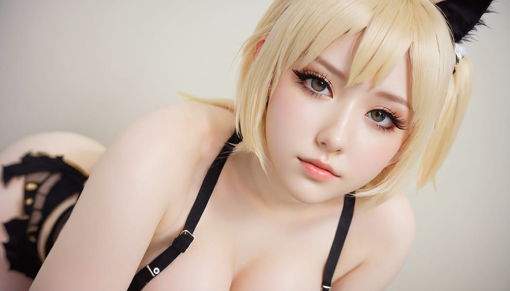 Tags: 21872187, SDXL
{"3": {"inputs": {"seed": 260670752660436, "steps": 32, "cfg": 7.35, "sampler_name": "dpmpp_2m", "scheduler": "karras", "denoise": 1.0, "model": ["27", 0], "positive": ["6", 0], "negative": ["7", 0], "latent_image": ["5", 0]}, "class_type": "KSampler"}, "4": {"inputs": {"ckpt_name": "juggernautxl.safetensors"}, "class_type": "CheckpointLoaderSimple"}, "5": {"inputs": {"width": 1344, "height": 768, "batch_size": 1}, "class_type": "EmptyLatentImage"}, "6": {"inputs": {"text": "18 year old girl, (temptress:0.99), (seductive facial expression:1.10), (cute:1.06), (beautiful eyes:1.05), (sexy lips:0.97), (pale skin:1.03), (eyelashes:0.97), (seductive pose:1.07), (idol:1.11), (double eyelids:1.03), (detailed face:1.01), (in a seductive pose:0.95), (large perky breasts:1.03), (cleavage:1.08), (thigh gap:1.07), (in a cosplay:1.11) at comiket posing for camera, (natural looking skin:1.00), (textured skin:1.01), (detailed skin:1.04), (candid cinema:1.03), (portra:1.06), (soft lighting:1.07), (film:1.00), (skin fuzz:1.01), (RAW:1.03)", "clip": ["27", 1]}, "class_type": "CLIPTextEncode"}, "7": {"inputs": {"text": "(watermark:1.12), (low resolution:1.12), (bad hands:1.14), (distorted:1.08), (twisted:1.07), (open mouth:1.11), (worst quality:1.09)", "clip": ["27", 1]}, "class_type": "CLIPTextEncode"}, "8": {"inputs": {"samples": ["3", 0], "vae": ["4", 2]}, "class_type": "VAEDecode"}, "25": {"inputs": {"lora_name": "nudify_xl.safetensors", "strength_model": 0.06, "strength_clip": 0.13, "model": ["4", 0], "clip": ["4", 1]}, "class_type": "LoraLoader"}, "26": {"inputs": {"lora_name": "shirtlift_SDXL_v2.safetensors", "strength_model": 0.03, "strength_clip": 0.16, "model": ["25", 0], "clip": ["25", 1]}, "class_type": "LoraLoader"}, "27": {"inputs": {"lora_name": "PerfectEyesXL.safetensors", "strength_model": 0.08, "strength_clip": 0.0, "model": ["26", 0], "clip": ["26", 1]}, "class_type": "LoraLoader"}, "30": {"inputs": {"model_name": "4x_NMKD-Superscale-SP_178000_G.pth"}, "class_type": "UpscaleModelLoader"}, "31": {"inputs": {"upscale_model": ["30", 0], "image": ["8", 0]}, "class_type": "ImageUpscaleWithModel"}, "32": {"inputs": {"upscale_method": "lanczos", "scale_by": 0.5, "image": ["31", 0]}, "class_type": "ImageScaleBy"}, "33": {"inputs": {"pixels": ["32", 0], "vae": ["4", 2]}, "class_type": "VAEEncode"}, "34": {"inputs": {"seed": 260670752660436, "steps": 32, "cfg": 7.35, "sampler_name": "dpmpp_2m", "scheduler": "karras", "denoise": 0.3, "model": ["27", 0], "positive": ["6", 0], "negative": ["7", 0], "latent_image": ["33", 0]}, "class_type": "KSampler"}, "36": {"inputs": {"samples": ["34", 0], "vae": ["4", 2]}, "class_type": "VAEDecode"}, "39": {"inputs": {"filename_prefix": "comfyapi-1723792078253", "images": ["36", 0]}, "class_type": "SaveImage"}}