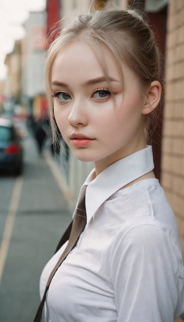 Tags: 21872187, SDXL
{"3": {"inputs": {"seed": 431519135002522, "steps": 32, "cfg": 5.82, "sampler_name": "dpmpp_2m", "scheduler": "karras", "denoise": 1.0, "model": ["27", 0], "positive": ["6", 0], "negative": ["7", 0], "latent_image": ["5", 0]}, "class_type": "KSampler"}, "4": {"inputs": {"ckpt_name": "juggernautxl.safetensors"}, "class_type": "CheckpointLoaderSimple"}, "5": {"inputs": {"width": 768, "height": 1344, "batch_size": 1}, "class_type": "EmptyLatentImage"}, "6": {"inputs": {"text": "20 year old girl, (russian:0.95), (temptress:0.96), (seductive pose:1.09), (slim:1.03), (cute:1.05), (double eyelids:1.05), (seductive facial expression:1.06), (eyelashes:1.10), (blush:1.00), (sexy lips:1.14), (beautiful eyes:1.07), (detailed face:0.99), (pale skin:1.06), (idol:1.03), (perky ass:0.96), (exposed ass:1.11), (looking back:1.11), (sexy ass:1.14), (thigh gap:1.13), (school uniform:1.08), choker, busy street, (textured skin:1.04), (soft lighting:1.00), (portra:1.05), (skin fuzz:1.06), (detailed skin:1.02), (candid cinema:1.05), (film:1.01), (natural looking skin:1.07), (RAW:1.03)", "clip": ["27", 1]}, "class_type": "CLIPTextEncode"}, "7": {"inputs": {"text": "(low resolution:1.12), (watermark:1.05), (distorted:1.05), (bad hands:1.08), (open mouth:1.12), (worst quality:1.07), (twisted:1.13)", "clip": ["27", 1]}, "class_type": "CLIPTextEncode"}, "8": {"inputs": {"samples": ["3", 0], "vae": ["4", 2]}, "class_type": "VAEDecode"}, "25": {"inputs": {"lora_name": "nudify_xl.safetensors", "strength_model": 0.25, "strength_clip": 0.23, "model": ["4", 0], "clip": ["4", 1]}, "class_type": "LoraLoader"}, "26": {"inputs": {"lora_name": "shirtlift_SDXL_v2.safetensors", "strength_model": 0.02, "strength_clip": 0.01, "model": ["25", 0], "clip": ["25", 1]}, "class_type": "LoraLoader"}, "27": {"inputs": {"lora_name": "PerfectEyesXL.safetensors", "strength_model": 0.0, "strength_clip": 0.06, "model": ["26", 0], "clip": ["26", 1]}, "class_type": "LoraLoader"}, "30": {"inputs": {"model_name": "4x_NMKD-Superscale-SP_178000_G.pth"}, "class_type": "UpscaleModelLoader"}, "31": {"inputs": {"upscale_model": ["30", 0], "image": ["8", 0]}, "class_type": "ImageUpscaleWithModel"}, "32": {"inputs": {"upscale_method": "lanczos", "scale_by": 0.5, "image": ["31", 0]}, "class_type": "ImageScaleBy"}, "33": {"inputs": {"pixels": ["32", 0], "vae": ["4", 2]}, "class_type": "VAEEncode"}, "34": {"inputs": {"seed": 431519135002522, "steps": 32, "cfg": 5.82, "sampler_name": "dpmpp_2m", "scheduler": "karras", "denoise": 0.3, "model": ["27", 0], "positive": ["6", 0], "negative": ["7", 0], "latent_image": ["33", 0]}, "class_type": "KSampler"}, "36": {"inputs": {"samples": ["34", 0], "vae": ["4", 2]}, "class_type": "VAEDecode"}, "39": {"inputs": {"filename_prefix": "comfyapi-1714187846474", "images": ["36", 0]}, "class_type": "SaveImage"}}