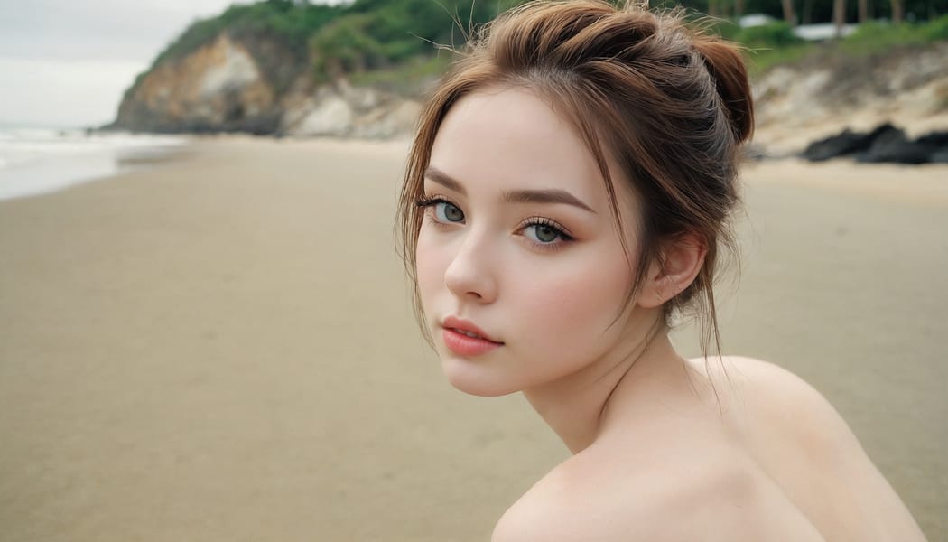 Tags: 21872187, SDXL
{"3": {"inputs": {"seed": 533433011369924, "steps": 32, "cfg": 5.22, "sampler_name": "dpmpp_2m", "scheduler": "karras", "denoise": 1.0, "model": ["27", 0], "positive": ["6", 0], "negative": ["7", 0], "latent_image": ["5", 0]}, "class_type": "KSampler"}, "4": {"inputs": {"ckpt_name": "juggernautxl.safetensors"}, "class_type": "CheckpointLoaderSimple"}, "5": {"inputs": {"width": 1344, "height": 768, "batch_size": 1}, "class_type": "EmptyLatentImage"}, "6": {"inputs": {"text": "24 year old girl, (eyelashes:0.98), (pale skin:1.08), (slim:1.11), (seductive pose:1.10), (cute:0.96), (beautiful eyes:0.97), (seductive facial expression:0.96), (double eyelids:1.08), (sexy lips:1.00), (idol:1.07), (blush:1.05), (temptress:1.07), (detailed face:1.00), (perky ass:0.97), (exposed ass:1.09), (looking back:1.10), (sexy ass:1.11), (thigh gap:1.00), strolling (nude:1.01) at a beach, (RAW:1.05), (textured skin:1.03), (film:1.05), (detailed skin:1.07), (skin fuzz:1.01), (soft lighting:1.01), (portra:1.00), (natural looking skin:1.08), (candid cinema:1.04)", "clip": ["27", 1]}, "class_type": "CLIPTextEncode"}, "7": {"inputs": {"text": "(low resolution:1.09), (worst quality:1.13), (open mouth:1.06), (distorted:1.12), (bad hands:1.10), (twisted:1.11)", "clip": ["27", 1]}, "class_type": "CLIPTextEncode"}, "8": {"inputs": {"samples": ["3", 0], "vae": ["4", 2]}, "class_type": "VAEDecode"}, "25": {"inputs": {"lora_name": "nudify_xl.safetensors", "strength_model": 0.0, "strength_clip": 0.11, "model": ["4", 0], "clip": ["4", 1]}, "class_type": "LoraLoader"}, "26": {"inputs": {"lora_name": "shirtlift_SDXL_v2.safetensors", "strength_model": 0.0, "strength_clip": 0.03, "model": ["25", 0], "clip": ["25", 1]}, "class_type": "LoraLoader"}, "27": {"inputs": {"lora_name": "PerfectEyesXL.safetensors", "strength_model": 0.0, "strength_clip": 0.11, "model": ["26", 0], "clip": ["26", 1]}, "class_type": "LoraLoader"}, "30": {"inputs": {"model_name": "4x_NMKD-Superscale-SP_178000_G.pth"}, "class_type": "UpscaleModelLoader"}, "31": {"inputs": {"upscale_model": ["30", 0], "image": ["8", 0]}, "class_type": "ImageUpscaleWithModel"}, "32": {"inputs": {"upscale_method": "lanczos", "scale_by": 0.5, "image": ["31", 0]}, "class_type": "ImageScaleBy"}, "33": {"inputs": {"pixels": ["32", 0], "vae": ["4", 2]}, "class_type": "VAEEncode"}, "34": {"inputs": {"seed": 533433011369924, "steps": 32, "cfg": 5.22, "sampler_name": "dpmpp_2m", "scheduler": "karras", "denoise": 0.3, "model": ["27", 0], "positive": ["6", 0], "negative": ["7", 0], "latent_image": ["33", 0]}, "class_type": "KSampler"}, "36": {"inputs": {"samples": ["34", 0], "vae": ["4", 2]}, "class_type": "VAEDecode"}, "39": {"inputs": {"filename_prefix": "comfyapi-1716128130649", "images": ["36", 0]}, "class_type": "SaveImage"}}