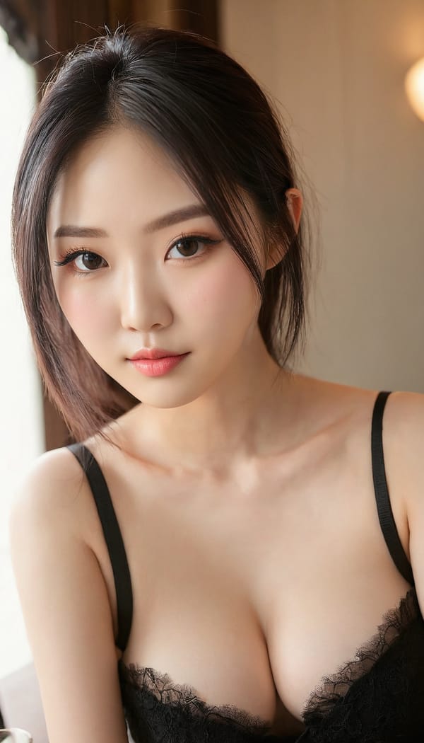 Tags: 21872187, SDXL
{"3": {"inputs": {"seed": 255370405538348, "steps": 32, "cfg": 5.49, "sampler_name": "dpmpp_2m", "scheduler": "karras", "denoise": 1.0, "model": ["27", 0], "positive": ["6", 0], "negative": ["7", 0], "latent_image": ["5", 0]}, "class_type": "KSampler"}, "4": {"inputs": {"ckpt_name": "juggernautxl.safetensors"}, "class_type": "CheckpointLoaderSimple"}, "5": {"inputs": {"width": 768, "height": 1344, "batch_size": 1}, "class_type": "EmptyLatentImage"}, "6": {"inputs": {"text": "28 year old girl, (korean:1.03), (japanese:1.06), (detailed face:1.03), (double eyelids:1.10), (sexy lips:0.97), (temptress:1.08), (seductive pose:1.06), (idol:0.97), (blush:1.14), (seductive facial expression:0.99), (slim:1.05), (eyelashes:1.14), (beautiful eyes:1.11), (cute:0.97), (pale skin:1.08), (in a seductive pose:1.09), (large perky breasts:1.06), (cleavage:0.95), (thigh gap:1.12), (wearing a little black dress:0.97) at a fine dining restaurant, (candid cinema:1.00), (skin fuzz:1.07), (film:1.07), (RAW:1.01), (natural looking skin:1.02), (textured skin:1.06), (soft lighting:1.08), (detailed skin:1.09)", "clip": ["27", 1]}, "class_type": "CLIPTextEncode"}, "7": {"inputs": {"text": "(twisted:1.14), (distorted:1.09), (watermark:1.05), (bad hands:1.13), (worst quality:1.12), (low resolution:1.06), (open mouth:1.09)", "clip": ["27", 1]}, "class_type": "CLIPTextEncode"}, "8": {"inputs": {"samples": ["3", 0], "vae": ["4", 2]}, "class_type": "VAEDecode"}, "25": {"inputs": {"lora_name": "nudify_xl.safetensors", "strength_model": 0.11, "strength_clip": 0.0, "model": ["4", 0], "clip": ["4", 1]}, "class_type": "LoraLoader"}, "26": {"inputs": {"lora_name": "shirtlift_SDXL_v2.safetensors", "strength_model": 0.15, "strength_clip": 0.06, "model": ["25", 0], "clip": ["25", 1]}, "class_type": "LoraLoader"}, "27": {"inputs": {"lora_name": "PerfectEyesXL.safetensors", "strength_model": 0.01, "strength_clip": 0.17, "model": ["26", 0], "clip": ["26", 1]}, "class_type": "LoraLoader"}, "30": {"inputs": {"model_name": "4x_NMKD-Superscale-SP_178000_G.pth"}, "class_type": "UpscaleModelLoader"}, "31": {"inputs": {"upscale_model": ["30", 0], "image": ["8", 0]}, "class_type": "ImageUpscaleWithModel"}, "32": {"inputs": {"upscale_method": "lanczos", "scale_by": 0.5, "image": ["31", 0]}, "class_type": "ImageScaleBy"}, "33": {"inputs": {"pixels": ["32", 0], "vae": ["4", 2]}, "class_type": "VAEEncode"}, "34": {"inputs": {"seed": 255370405538348, "steps": 32, "cfg": 5.49, "sampler_name": "dpmpp_2m", "scheduler": "karras", "denoise": 0.3, "model": ["27", 0], "positive": ["6", 0], "negative": ["7", 0], "latent_image": ["33", 0]}, "class_type": "KSampler"}, "36": {"inputs": {"samples": ["34", 0], "vae": ["4", 2]}, "class_type": "VAEDecode"}, "39": {"inputs": {"filename_prefix": "comfyapi-1713687701187", "images": ["36", 0]}, "class_type": "SaveImage"}}