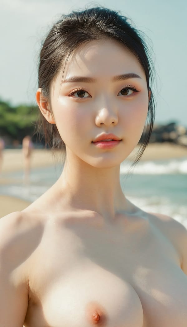 Tags: 21872187, SDXL
{"3": {"inputs": {"seed": 968973005504907, "steps": 64, "cfg": 6.63, "sampler_name": "dpmpp_2m", "scheduler": "karras", "denoise": 1.0, "model": ["27", 0], "positive": ["6", 0], "negative": ["7", 0], "latent_image": ["5", 0]}, "class_type": "KSampler"}, "4": {"inputs": {"ckpt_name": "juggernautxl.safetensors"}, "class_type": "CheckpointLoaderSimple"}, "5": {"inputs": {"width": 768, "height": 1344, "batch_size": 1}, "class_type": "EmptyLatentImage"}, "6": {"inputs": {"text": "21 year old girl, (ukrainian:1.12), (korean:1.13), (seductive pose:1.00), (pale skin:1.13), (sexy lips:0.97), (detailed face:1.09), (eyelashes:1.04), (slim:1.02), (temptress:1.08), (idol:1.05), (blush:1.11), (seductive facial expression:1.07), (cute:1.02), (double eyelids:1.02), (beautiful eyes:1.07), (on all fours:1.06), (spreading ass cheeks:1.08), (from behind:1.01), (backboob:0.96), wearing (bikini:1.01) at a beach, (portra:1.04), (soft lighting:1.08), (textured skin:1.03), (detailed skin:1.03), (natural looking skin:1.08), (RAW:1.02), (candid cinema:1.00), (skin fuzz:1.07), (film:1.06)", "clip": ["27", 1]}, "class_type": "CLIPTextEncode"}, "7": {"inputs": {"text": "(distorted:1.08), (open mouth:1.08), (low resolution:1.06), (twisted:1.07), (bad hands:1.12), (watermark:1.05), (worst quality:1.10)", "clip": ["27", 1]}, "class_type": "CLIPTextEncode"}, "8": {"inputs": {"samples": ["3", 0], "vae": ["4", 2]}, "class_type": "VAEDecode"}, "25": {"inputs": {"lora_name": "nudify_xl.safetensors", "strength_model": 0.22, "strength_clip": 0.14, "model": ["4", 0], "clip": ["4", 1]}, "class_type": "LoraLoader"}, "26": {"inputs": {"lora_name": "shirtlift_SDXL_v2.safetensors", "strength_model": 0.15, "strength_clip": 0.12, "model": ["25", 0], "clip": ["25", 1]}, "class_type": "LoraLoader"}, "27": {"inputs": {"lora_name": "PerfectEyesXL.safetensors", "strength_model": 0.1, "strength_clip": 0.12, "model": ["26", 0], "clip": ["26", 1]}, "class_type": "LoraLoader"}, "30": {"inputs": {"model_name": "4x_NMKD-Superscale-SP_178000_G.pth"}, "class_type": "UpscaleModelLoader"}, "31": {"inputs": {"upscale_model": ["30", 0], "image": ["8", 0]}, "class_type": "ImageUpscaleWithModel"}, "32": {"inputs": {"upscale_method": "lanczos", "scale_by": 0.5, "image": ["31", 0]}, "class_type": "ImageScaleBy"}, "33": {"inputs": {"pixels": ["32", 0], "vae": ["4", 2]}, "class_type": "VAEEncode"}, "34": {"inputs": {"seed": 968973005504907, "steps": 64, "cfg": 6.63, "sampler_name": "dpmpp_2m", "scheduler": "karras", "denoise": 0.3, "model": ["27", 0], "positive": ["6", 0], "negative": ["7", 0], "latent_image": ["33", 0]}, "class_type": "KSampler"}, "36": {"inputs": {"samples": ["34", 0], "vae": ["4", 2]}, "class_type": "VAEDecode"}, "39": {"inputs": {"filename_prefix": "comfyapi-1713758587577", "images": ["36", 0]}, "class_type": "SaveImage"}}