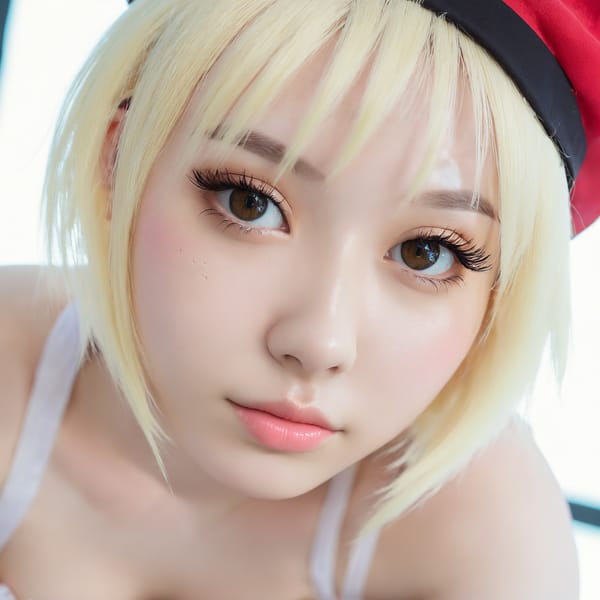 Tags: 21872187, SDXL
{"3": {"inputs": {"seed": 585037196218612, "steps": 32, "cfg": 6.61, "sampler_name": "dpmpp_2m", "scheduler": "karras", "denoise": 1.0, "model": ["27", 0], "positive": ["6", 0], "negative": ["7", 0], "latent_image": ["5", 0]}, "class_type": "KSampler"}, "4": {"inputs": {"ckpt_name": "juggernautxl.safetensors"}, "class_type": "CheckpointLoaderSimple"}, "5": {"inputs": {"width": 1024, "height": 1024, "batch_size": 1}, "class_type": "EmptyLatentImage"}, "6": {"inputs": {"text": "22 year old girl, (beautiful eyes:1.04), (slim:1.04), (seductive facial expression:1.06), (detailed face:1.14), (sexy lips:1.10), (eyelashes:1.12), (pale skin:1.11), (cute:0.97), (blush:1.01), (double eyelids:1.12), (idol:1.01), (temptress:1.04), (seductive pose:1.01), (on all fours:1.04), (spreading ass cheeks:1.07), (from behind:1.06), (backboob:0.98), (in a cosplay:1.09) at comiket posing for camera, (candid cinema:1.09), (film:1.05), (textured skin:1.00), (portra:1.00), (RAW:1.05), (skin fuzz:1.08), (soft lighting:1.00), (natural looking skin:1.09), (detailed skin:1.06)", "clip": ["27", 1]}, "class_type": "CLIPTextEncode"}, "7": {"inputs": {"text": "(twisted:1.11), (distorted:1.12), (open mouth:1.10), (worst quality:1.08), (bad hands:1.11), (watermark:1.06)", "clip": ["27", 1]}, "class_type": "CLIPTextEncode"}, "8": {"inputs": {"samples": ["3", 0], "vae": ["4", 2]}, "class_type": "VAEDecode"}, "25": {"inputs": {"lora_name": "nudify_xl.safetensors", "strength_model": 0.08, "strength_clip": 0.14, "model": ["4", 0], "clip": ["4", 1]}, "class_type": "LoraLoader"}, "26": {"inputs": {"lora_name": "shirtlift_SDXL_v2.safetensors", "strength_model": 0.17, "strength_clip": 0.03, "model": ["25", 0], "clip": ["25", 1]}, "class_type": "LoraLoader"}, "27": {"inputs": {"lora_name": "PerfectEyesXL.safetensors", "strength_model": 0.07, "strength_clip": 0.0, "model": ["26", 0], "clip": ["26", 1]}, "class_type": "LoraLoader"}, "30": {"inputs": {"model_name": "4x_NMKD-Superscale-SP_178000_G.pth"}, "class_type": "UpscaleModelLoader"}, "31": {"inputs": {"upscale_model": ["30", 0], "image": ["8", 0]}, "class_type": "ImageUpscaleWithModel"}, "32": {"inputs": {"upscale_method": "lanczos", "scale_by": 0.5, "image": ["31", 0]}, "class_type": "ImageScaleBy"}, "33": {"inputs": {"pixels": ["32", 0], "vae": ["4", 2]}, "class_type": "VAEEncode"}, "34": {"inputs": {"seed": 585037196218612, "steps": 32, "cfg": 6.61, "sampler_name": "dpmpp_2m", "scheduler": "karras", "denoise": 0.3, "model": ["27", 0], "positive": ["6", 0], "negative": ["7", 0], "latent_image": ["33", 0]}, "class_type": "KSampler"}, "36": {"inputs": {"samples": ["34", 0], "vae": ["4", 2]}, "class_type": "VAEDecode"}, "39": {"inputs": {"filename_prefix": "comfyapi-1716469397473", "images": ["36", 0]}, "class_type": "SaveImage"}}