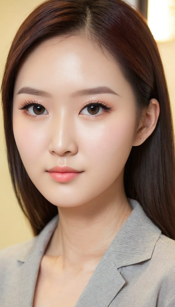 Tags: 21872187, SDXL
{"3": {"inputs": {"seed": 133888544846428, "steps": 32, "cfg": 5.67, "sampler_name": "dpmpp_2m", "scheduler": "karras", "denoise": 1.0, "model": ["27", 0], "positive": ["6", 0], "negative": ["7", 0], "latent_image": ["5", 0]}, "class_type": "KSampler"}, "4": {"inputs": {"ckpt_name": "juggernautXL_v8Rundiffusion.safetensors"}, "class_type": "CheckpointLoaderSimple"}, "5": {"inputs": {"width": 768, "height": 1344, "batch_size": 1}, "class_type": "EmptyLatentImage"}, "6": {"inputs": {"text": "18 year old girl, (taiwanese:1.04), (idol:1.04), (eyelashes:1.05), (beautiful eyes:1.03), (seductive pose:0.96), (sexy lips:0.96), (cute:1.01), (detailed face:1.10), (blush:1.09), (slim:1.10), (double eyelids:1.04), (temptress:1.03), (pale skin:1.05), (seductive facial expression:1.11), (in a seductive pose:1.00), (large perky breasts:1.09), (cleavage:1.08), (thigh gap:0.99), (an office lady:1.14), (detailed skin:1.05), (soft lighting:1.01), (portra:1.08), (candid cinema:1.09), (textured skin:1.00), (skin fuzz:1.02), (film:1.03), (natural looking skin:1.02), (RAW:1.07)", "clip": ["27", 1]}, "class_type": "CLIPTextEncode"}, "7": {"inputs": {"text": "(open mouth:1.11), (watermark:1.05), (twisted:1.06), (worst quality:1.13), (low resolution:1.09), (distorted:1.09), (bad hands:1.14)", "clip": ["27", 1]}, "class_type": "CLIPTextEncode"}, "8": {"inputs": {"samples": ["3", 0], "vae": ["4", 2]}, "class_type": "VAEDecode"}, "25": {"inputs": {"lora_name": "nudify_xl.safetensors", "strength_model": 0.15, "strength_clip": 0.09, "model": ["4", 0], "clip": ["4", 1]}, "class_type": "LoraLoader"}, "26": {"inputs": {"lora_name": "shirtlift_SDXL_v2.safetensors", "strength_model": 0.02, "strength_clip": 0.08, "model": ["25", 0], "clip": ["25", 1]}, "class_type": "LoraLoader"}, "27": {"inputs": {"lora_name": "PerfectEyesXL.safetensors", "strength_model": 0.17, "strength_clip": 0.0, "model": ["26", 0], "clip": ["26", 1]}, "class_type": "LoraLoader"}, "30": {"inputs": {"model_name": "4x_NMKD-Superscale-SP_178000_G.pth"}, "class_type": "UpscaleModelLoader"}, "31": {"inputs": {"upscale_model": ["30", 0], "image": ["8", 0]}, "class_type": "ImageUpscaleWithModel"}, "32": {"inputs": {"upscale_method": "lanczos", "scale_by": 0.5, "image": ["31", 0]}, "class_type": "ImageScaleBy"}, "33": {"inputs": {"pixels": ["32", 0], "vae": ["4", 2]}, "class_type": "VAEEncode"}, "34": {"inputs": {"seed": 133888544846428, "steps": 32, "cfg": 5.67, "sampler_name": "dpmpp_2m", "scheduler": "karras", "denoise": 0.3, "model": ["27", 0], "positive": ["6", 0], "negative": ["7", 0], "latent_image": ["33", 0]}, "class_type": "KSampler"}, "36": {"inputs": {"samples": ["34", 0], "vae": ["4", 2]}, "class_type": "VAEDecode"}, "39": {"inputs": {"filename_prefix": "comfyapi-1707800720487", "images": ["36", 0]}, "class_type": "SaveImage"}}