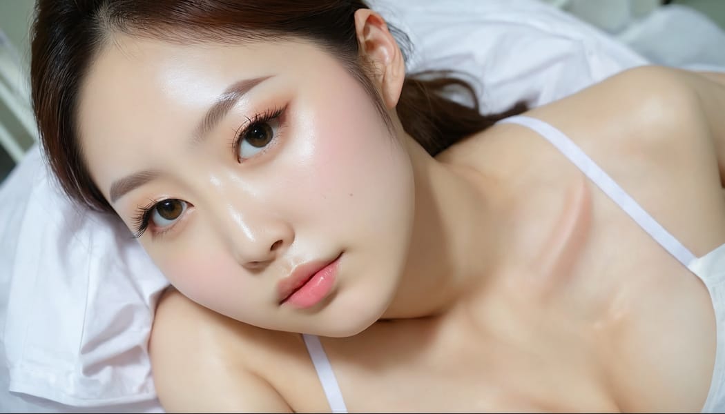 Tags: 21872187, SDXL
{"3": {"inputs": {"seed": 166892323504663, "steps": 64, "cfg": 5.89, "sampler_name": "dpmpp_2m", "scheduler": "karras", "denoise": 1.0, "model": ["27", 0], "positive": ["6", 0], "negative": ["7", 0], "latent_image": ["5", 0]}, "class_type": "KSampler"}, "4": {"inputs": {"ckpt_name": "juggernautxl.safetensors"}, "class_type": "CheckpointLoaderSimple"}, "5": {"inputs": {"width": 1344, "height": 768, "batch_size": 1}, "class_type": "EmptyLatentImage"}, "6": {"inputs": {"text": "24 year old girl, (korean:1.07), (japanese:1.10), (eyelashes:1.10), (temptress:1.06), (idol:1.07), (beautiful eyes:0.95), (blush:0.95), (double eyelids:1.10), (cute:1.12), (slim:1.06), (detailed face:1.08), (sexy lips:1.01), (pale skin:1.07), (seductive facial expression:1.10), (on all fours:1.06), (spreading ass cheeks:1.06), (from behind:1.10), (backboob:1.13), (nurse in uniform:0.99) working in a hospital ward, (portra:1.01), (candid cinema:1.04), (soft lighting:1.00), (natural looking skin:1.05), (textured skin:1.09), (RAW:1.06), (skin fuzz:1.06), (film:1.09), (detailed skin:1.09)", "clip": ["27", 1]}, "class_type": "CLIPTextEncode"}, "7": {"inputs": {"text": "(distorted:1.09), (bad hands:1.08), (watermark:1.11), (open mouth:1.06), (worst quality:1.05), (twisted:1.07), (low resolution:1.09)", "clip": ["27", 1]}, "class_type": "CLIPTextEncode"}, "8": {"inputs": {"samples": ["3", 0], "vae": ["4", 2]}, "class_type": "VAEDecode"}, "25": {"inputs": {"lora_name": "nudify_xl.safetensors", "strength_model": 0.21, "strength_clip": 0.13, "model": ["4", 0], "clip": ["4", 1]}, "class_type": "LoraLoader"}, "26": {"inputs": {"lora_name": "shirtlift_SDXL_v2.safetensors", "strength_model": 0.05, "strength_clip": 0.14, "model": ["25", 0], "clip": ["25", 1]}, "class_type": "LoraLoader"}, "27": {"inputs": {"lora_name": "PerfectEyesXL.safetensors", "strength_model": 0.15, "strength_clip": 0.09, "model": ["26", 0], "clip": ["26", 1]}, "class_type": "LoraLoader"}, "30": {"inputs": {"model_name": "4x_NMKD-Superscale-SP_178000_G.pth"}, "class_type": "UpscaleModelLoader"}, "31": {"inputs": {"upscale_model": ["30", 0], "image": ["8", 0]}, "class_type": "ImageUpscaleWithModel"}, "32": {"inputs": {"upscale_method": "lanczos", "scale_by": 0.5, "image": ["31", 0]}, "class_type": "ImageScaleBy"}, "33": {"inputs": {"pixels": ["32", 0], "vae": ["4", 2]}, "class_type": "VAEEncode"}, "34": {"inputs": {"seed": 166892323504663, "steps": 64, "cfg": 5.89, "sampler_name": "dpmpp_2m", "scheduler": "karras", "denoise": 0.3, "model": ["27", 0], "positive": ["6", 0], "negative": ["7", 0], "latent_image": ["33", 0]}, "class_type": "KSampler"}, "36": {"inputs": {"samples": ["34", 0], "vae": ["4", 2]}, "class_type": "VAEDecode"}, "39": {"inputs": {"filename_prefix": "comfyapi-1724487831013", "images": ["36", 0]}, "class_type": "SaveImage"}}