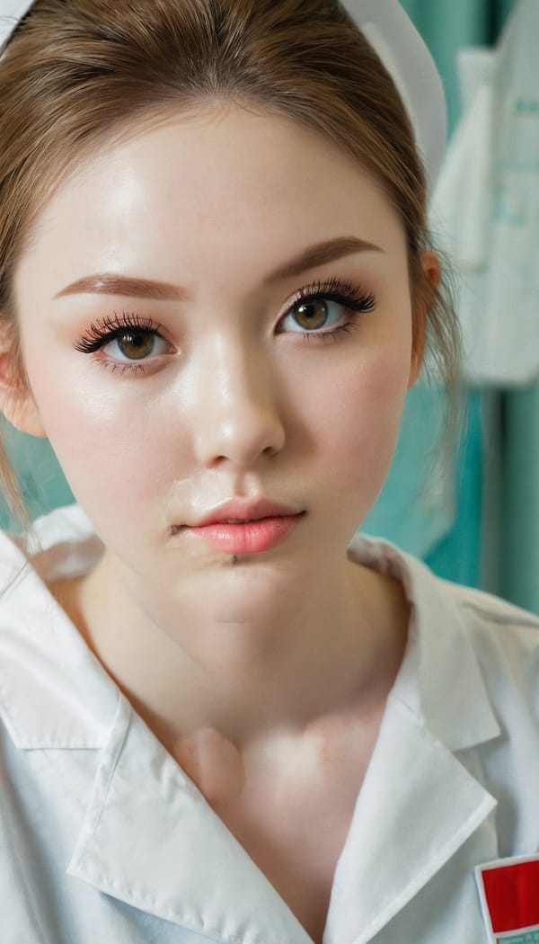 Tags: 21872187, SDXL
{"3": {"inputs": {"seed": 930290860297201, "steps": 64, "cfg": 6.68, "sampler_name": "dpmpp_2m", "scheduler": "karras", "denoise": 1.0, "model": ["27", 0], "positive": ["6", 0], "negative": ["7", 0], "latent_image": ["5", 0]}, "class_type": "KSampler"}, "4": {"inputs": {"ckpt_name": "juggernautxl.safetensors"}, "class_type": "CheckpointLoaderSimple"}, "5": {"inputs": {"width": 768, "height": 1344, "batch_size": 1}, "class_type": "EmptyLatentImage"}, "6": {"inputs": {"text": "20 year old girl, (temptress:1.07), (seductive facial expression:1.03), (pale skin:1.03), (sexy lips:1.08), (cute:0.99), (beautiful eyes:1.01), (double eyelids:1.09), (detailed face:1.04), (slim:1.05), (eyelashes:1.11), (idol:1.10), (blush:1.08), (on all fours:1.04), (spreading ass cheeks:1.02), (from behind:1.07), (backboob:1.02), (nurse in uniform:1.11) working in a hospital ward, (portra:1.04), (skin fuzz:1.00), (natural looking skin:1.08), (soft lighting:1.06), (candid cinema:1.08), (detailed skin:1.01), (RAW:1.04), (film:1.06), (textured skin:1.03)", "clip": ["27", 1]}, "class_type": "CLIPTextEncode"}, "7": {"inputs": {"text": "(low resolution:1.07), (worst quality:1.06), (twisted:1.14), (distorted:1.13), (bad hands:1.05), (open mouth:1.05), (watermark:1.06)", "clip": ["27", 1]}, "class_type": "CLIPTextEncode"}, "8": {"inputs": {"samples": ["3", 0], "vae": ["4", 2]}, "class_type": "VAEDecode"}, "25": {"inputs": {"lora_name": "nudify_xl.safetensors", "strength_model": 0.37, "strength_clip": 0.06, "model": ["4", 0], "clip": ["4", 1]}, "class_type": "LoraLoader"}, "26": {"inputs": {"lora_name": "shirtlift_SDXL_v2.safetensors", "strength_model": 0.05, "strength_clip": 0.18, "model": ["25", 0], "clip": ["25", 1]}, "class_type": "LoraLoader"}, "27": {"inputs": {"lora_name": "PerfectEyesXL.safetensors", "strength_model": 0.0, "strength_clip": 0.16, "model": ["26", 0], "clip": ["26", 1]}, "class_type": "LoraLoader"}, "30": {"inputs": {"model_name": "4x_NMKD-Superscale-SP_178000_G.pth"}, "class_type": "UpscaleModelLoader"}, "31": {"inputs": {"upscale_model": ["30", 0], "image": ["8", 0]}, "class_type": "ImageUpscaleWithModel"}, "32": {"inputs": {"upscale_method": "lanczos", "scale_by": 0.5, "image": ["31", 0]}, "class_type": "ImageScaleBy"}, "33": {"inputs": {"pixels": ["32", 0], "vae": ["4", 2]}, "class_type": "VAEEncode"}, "34": {"inputs": {"seed": 930290860297201, "steps": 64, "cfg": 6.68, "sampler_name": "dpmpp_2m", "scheduler": "karras", "denoise": 0.3, "model": ["27", 0], "positive": ["6", 0], "negative": ["7", 0], "latent_image": ["33", 0]}, "class_type": "KSampler"}, "36": {"inputs": {"samples": ["34", 0], "vae": ["4", 2]}, "class_type": "VAEDecode"}, "39": {"inputs": {"filename_prefix": "comfyapi-1714666763999", "images": ["36", 0]}, "class_type": "SaveImage"}}