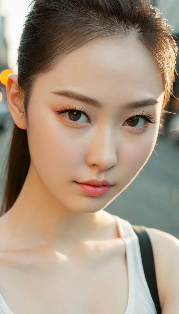 Tags: 21872187, SDXL
{"3": {"inputs": {"seed": 188729250742295, "steps": 32, "cfg": 5.74, "sampler_name": "dpmpp_2m", "scheduler": "karras", "denoise": 1.0, "model": ["27", 0], "positive": ["6", 0], "negative": ["7", 0], "latent_image": ["5", 0]}, "class_type": "KSampler"}, "4": {"inputs": {"ckpt_name": "juggernautxl.safetensors"}, "class_type": "CheckpointLoaderSimple"}, "5": {"inputs": {"width": 768, "height": 1344, "batch_size": 1}, "class_type": "EmptyLatentImage"}, "6": {"inputs": {"text": "24 year old girl, (russian:1.00), (taiwanese:1.13), (temptress:1.09), (sexy lips:1.06), (detailed face:0.98), (cute:0.96), (pale skin:1.12), (eyelashes:1.06), (beautiful eyes:0.96), (idol:0.95), (slim:0.95), (seductive pose:1.10), (blush:0.98), (double eyelids:1.04), (seductive facial expression:1.02), (perky ass:0.99), (exposed ass:1.07), (looking back:1.01), (sexy ass:1.13), (thigh gap:0.96), (white tanktop:1.02), busy street, (film:1.01), (skin fuzz:1.05), (RAW:1.02), (textured skin:1.02), (natural looking skin:1.06), (detailed skin:1.06), (soft lighting:1.02), (candid cinema:1.09), (portra:1.06)", "clip": ["27", 1]}, "class_type": "CLIPTextEncode"}, "7": {"inputs": {"text": "(distorted:1.10), (bad hands:1.05), (watermark:1.11), (twisted:1.06), (open mouth:1.09), (low resolution:1.07), (worst quality:1.10)", "clip": ["27", 1]}, "class_type": "CLIPTextEncode"}, "8": {"inputs": {"samples": ["3", 0], "vae": ["4", 2]}, "class_type": "VAEDecode"}, "25": {"inputs": {"lora_name": "nudify_xl.safetensors", "strength_model": 0.32, "strength_clip": 0.39, "model": ["4", 0], "clip": ["4", 1]}, "class_type": "LoraLoader"}, "26": {"inputs": {"lora_name": "shirtlift_SDXL_v2.safetensors", "strength_model": 0.1, "strength_clip": 0.1, "model": ["25", 0], "clip": ["25", 1]}, "class_type": "LoraLoader"}, "27": {"inputs": {"lora_name": "PerfectEyesXL.safetensors", "strength_model": 0.16, "strength_clip": 0.09, "model": ["26", 0], "clip": ["26", 1]}, "class_type": "LoraLoader"}, "30": {"inputs": {"model_name": "4x_NMKD-Superscale-SP_178000_G.pth"}, "class_type": "UpscaleModelLoader"}, "31": {"inputs": {"upscale_model": ["30", 0], "image": ["8", 0]}, "class_type": "ImageUpscaleWithModel"}, "32": {"inputs": {"upscale_method": "lanczos", "scale_by": 0.5, "image": ["31", 0]}, "class_type": "ImageScaleBy"}, "33": {"inputs": {"pixels": ["32", 0], "vae": ["4", 2]}, "class_type": "VAEEncode"}, "34": {"inputs": {"seed": 188729250742295, "steps": 32, "cfg": 5.74, "sampler_name": "dpmpp_2m", "scheduler": "karras", "denoise": 0.3, "model": ["27", 0], "positive": ["6", 0], "negative": ["7", 0], "latent_image": ["33", 0]}, "class_type": "KSampler"}, "36": {"inputs": {"samples": ["34", 0], "vae": ["4", 2]}, "class_type": "VAEDecode"}, "39": {"inputs": {"filename_prefix": "comfyapi-1728246169278", "images": ["36", 0]}, "class_type": "SaveImage"}}