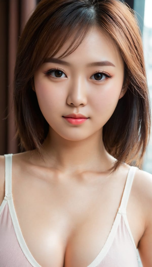 Tags: 21872187, SDXL
{"3": {"inputs": {"seed": 108749993797389, "steps": 32, "cfg": 7.21, "sampler_name": "dpmpp_2m", "scheduler": "karras", "denoise": 1.0, "model": ["27", 0], "positive": ["6", 0], "negative": ["7", 0], "latent_image": ["5", 0]}, "class_type": "KSampler"}, "4": {"inputs": {"ckpt_name": "juggernautXL_v8Rundiffusion.safetensors"}, "class_type": "CheckpointLoaderSimple"}, "5": {"inputs": {"width": 768, "height": 1344, "batch_size": 1}, "class_type": "EmptyLatentImage"}, "6": {"inputs": {"text": "25 year old girl, (chinese:1.12), (russian:1.04), (japanese:1.08), (blush:0.95), (seductive pose:1.00), (seductive facial expression:1.07), (eyelashes:0.95), (sexy lips:1.13), (temptress:1.00), (double eyelids:1.08), (beautiful eyes:1.04), (idol:1.06), (detailed face:1.12), (cute:1.07), (in a seductive pose:0.96), (large perky breasts:0.96), (cleavage:0.96), (thigh gap:0.96), (white tanktop:1.04), busy street, (natural looking skin:1.08), (portra:1.05), (skin fuzz:1.07), (soft lighting:1.01), (RAW:1.01), (film:1.06), (textured skin:1.00), (detailed skin:1.05), (candid cinema:1.07)", "clip": ["27", 1]}, "class_type": "CLIPTextEncode"}, "7": {"inputs": {"text": "(distorted:1.07), (worst quality:1.13), (watermark:1.05), (twisted:1.07), (open mouth:1.10), (low resolution:1.09), (bad hands:1.09)", "clip": ["27", 1]}, "class_type": "CLIPTextEncode"}, "8": {"inputs": {"samples": ["3", 0], "vae": ["4", 2]}, "class_type": "VAEDecode"}, "25": {"inputs": {"lora_name": "nudify_xl.safetensors", "strength_model": 0.16, "strength_clip": 0.26, "model": ["4", 0], "clip": ["4", 1]}, "class_type": "LoraLoader"}, "26": {"inputs": {"lora_name": "shirtlift_SDXL_v2.safetensors", "strength_model": 0.07, "strength_clip": 0.06, "model": ["25", 0], "clip": ["25", 1]}, "class_type": "LoraLoader"}, "27": {"inputs": {"lora_name": "PerfectEyesXL.safetensors", "strength_model": 0.13, "strength_clip": 0.11, "model": ["26", 0], "clip": ["26", 1]}, "class_type": "LoraLoader"}, "30": {"inputs": {"model_name": "4x_NMKD-Superscale-SP_178000_G.pth"}, "class_type": "UpscaleModelLoader"}, "31": {"inputs": {"upscale_model": ["30", 0], "image": ["8", 0]}, "class_type": "ImageUpscaleWithModel"}, "32": {"inputs": {"upscale_method": "lanczos", "scale_by": 0.5, "image": ["31", 0]}, "class_type": "ImageScaleBy"}, "33": {"inputs": {"pixels": ["32", 0], "vae": ["4", 2]}, "class_type": "VAEEncode"}, "34": {"inputs": {"seed": 108749993797389, "steps": 32, "cfg": 7.21, "sampler_name": "dpmpp_2m", "scheduler": "karras", "denoise": 0.3, "model": ["27", 0], "positive": ["6", 0], "negative": ["7", 0], "latent_image": ["33", 0]}, "class_type": "KSampler"}, "36": {"inputs": {"samples": ["34", 0], "vae": ["4", 2]}, "class_type": "VAEDecode"}, "39": {"inputs": {"filename_prefix": "comfyapi-1707635287817", "images": ["36", 0]}, "class_type": "SaveImage"}}