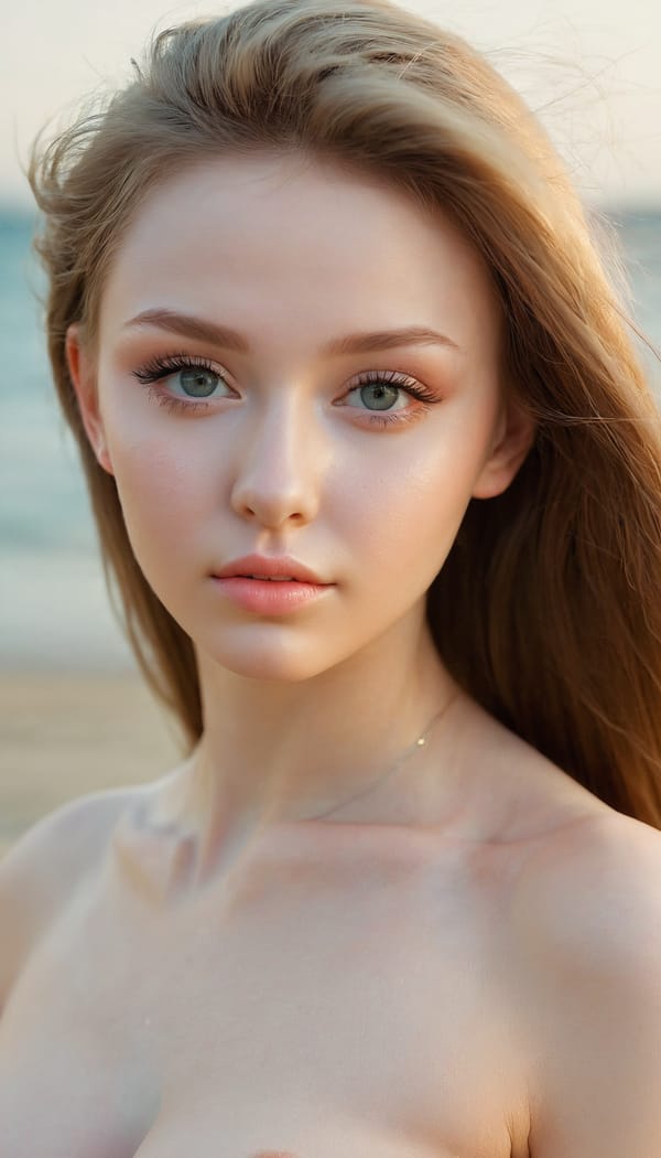 Tags: 21872187, SDXL
{"3": {"inputs": {"seed": 950909644432387, "steps": 32, "cfg": 7.4, "sampler_name": "dpmpp_2m", "scheduler": "karras", "denoise": 1.0, "model": ["27", 0], "positive": ["6", 0], "negative": ["7", 0], "latent_image": ["5", 0]}, "class_type": "KSampler"}, "4": {"inputs": {"ckpt_name": "juggernautxl.safetensors"}, "class_type": "CheckpointLoaderSimple"}, "5": {"inputs": {"width": 768, "height": 1344, "batch_size": 1}, "class_type": "EmptyLatentImage"}, "6": {"inputs": {"text": "21 year old girl, (ukrainian:0.95), (seductive facial expression:1.02), (cute:0.97), (detailed face:1.12), (seductive pose:0.98), (idol:1.01), (temptress:1.10), (beautiful eyes:1.11), (slim:1.05), (sexy lips:1.13), (eyelashes:1.01), (double eyelids:1.12), (blush:1.12), (pale skin:1.13), (in a seductive pose:1.09), (large perky breasts:0.98), (cleavage:0.97), (thigh gap:0.99), strolling (nude:1.07) at a beach, (soft lighting:1.05), (RAW:1.01), (detailed skin:1.07), (portra:1.09), (textured skin:1.04), (natural looking skin:1.02), (film:1.05), (candid cinema:1.01), (skin fuzz:1.05)", "clip": ["27", 1]}, "class_type": "CLIPTextEncode"}, "7": {"inputs": {"text": "(watermark:1.13), (open mouth:1.12), (bad hands:1.08), (worst quality:1.11), (low resolution:1.09), (twisted:1.11), (distorted:1.12)", "clip": ["27", 1]}, "class_type": "CLIPTextEncode"}, "8": {"inputs": {"samples": ["3", 0], "vae": ["4", 2]}, "class_type": "VAEDecode"}, "25": {"inputs": {"lora_name": "nudify_xl.safetensors", "strength_model": 0.13, "strength_clip": 0.18, "model": ["4", 0], "clip": ["4", 1]}, "class_type": "LoraLoader"}, "26": {"inputs": {"lora_name": "shirtlift_SDXL_v2.safetensors", "strength_model": 0.11, "strength_clip": 0.03, "model": ["25", 0], "clip": ["25", 1]}, "class_type": "LoraLoader"}, "27": {"inputs": {"lora_name": "PerfectEyesXL.safetensors", "strength_model": 0.09, "strength_clip": 0.07, "model": ["26", 0], "clip": ["26", 1]}, "class_type": "LoraLoader"}, "30": {"inputs": {"model_name": "4x_NMKD-Superscale-SP_178000_G.pth"}, "class_type": "UpscaleModelLoader"}, "31": {"inputs": {"upscale_model": ["30", 0], "image": ["8", 0]}, "class_type": "ImageUpscaleWithModel"}, "32": {"inputs": {"upscale_method": "lanczos", "scale_by": 0.5, "image": ["31", 0]}, "class_type": "ImageScaleBy"}, "33": {"inputs": {"pixels": ["32", 0], "vae": ["4", 2]}, "class_type": "VAEEncode"}, "34": {"inputs": {"seed": 950909644432387, "steps": 32, "cfg": 7.4, "sampler_name": "dpmpp_2m", "scheduler": "karras", "denoise": 0.3, "model": ["27", 0], "positive": ["6", 0], "negative": ["7", 0], "latent_image": ["33", 0]}, "class_type": "KSampler"}, "36": {"inputs": {"samples": ["34", 0], "vae": ["4", 2]}, "class_type": "VAEDecode"}, "39": {"inputs": {"filename_prefix": "comfyapi-1716150310159", "images": ["36", 0]}, "class_type": "SaveImage"}}