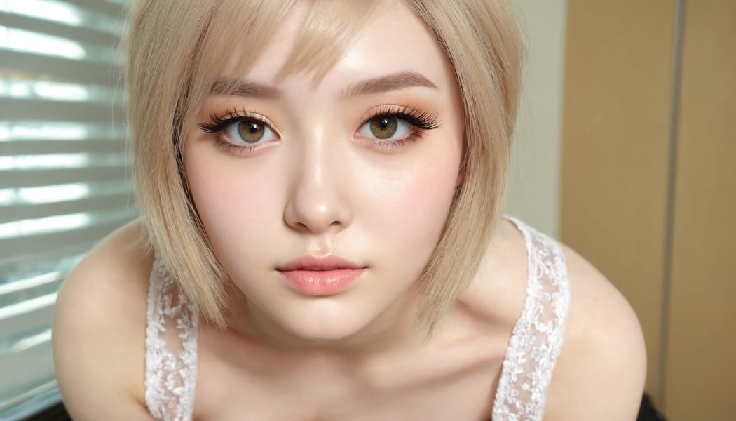 Tags: 21872187, SDXL
{"3": {"inputs": {"seed": 603797832456221, "steps": 64, "cfg": 6.25, "sampler_name": "dpmpp_2m", "scheduler": "karras", "denoise": 1.0, "model": ["27", 0], "positive": ["6", 0], "negative": ["7", 0], "latent_image": ["5", 0]}, "class_type": "KSampler"}, "4": {"inputs": {"ckpt_name": "juggernautxl.safetensors"}, "class_type": "CheckpointLoaderSimple"}, "5": {"inputs": {"width": 1344, "height": 768, "batch_size": 1}, "class_type": "EmptyLatentImage"}, "6": {"inputs": {"text": "18 year old girl, (detailed face:0.98), (beautiful eyes:1.12), (cute:1.06), (pale skin:0.99), (seductive facial expression:1.13), (blush:1.08), (temptress:1.11), (sexy lips:1.12), (eyelashes:1.08), (idol:1.14), (seductive pose:1.00), (double eyelids:1.03), (slim:0.99), (in a seductive pose:1.14), (large perky breasts:1.04), (cleavage:1.13), (thigh gap:0.96), (an office lady:1.13), (candid cinema:1.08), (detailed skin:1.00), (film:1.05), (textured skin:1.02), (portra:1.07), (skin fuzz:1.05), (soft lighting:1.05), (natural looking skin:1.02), (RAW:1.09)", "clip": ["27", 1]}, "class_type": "CLIPTextEncode"}, "7": {"inputs": {"text": "(worst quality:1.10), (twisted:1.10), (low resolution:1.07), (distorted:1.14), (watermark:1.12), (open mouth:1.11), (bad hands:1.11)", "clip": ["27", 1]}, "class_type": "CLIPTextEncode"}, "8": {"inputs": {"samples": ["3", 0], "vae": ["4", 2]}, "class_type": "VAEDecode"}, "25": {"inputs": {"lora_name": "nudify_xl.safetensors", "strength_model": 0.24, "strength_clip": 0.33, "model": ["4", 0], "clip": ["4", 1]}, "class_type": "LoraLoader"}, "26": {"inputs": {"lora_name": "shirtlift_SDXL_v2.safetensors", "strength_model": 0.14, "strength_clip": 0.04, "model": ["25", 0], "clip": ["25", 1]}, "class_type": "LoraLoader"}, "27": {"inputs": {"lora_name": "PerfectEyesXL.safetensors", "strength_model": 0.02, "strength_clip": 0.08, "model": ["26", 0], "clip": ["26", 1]}, "class_type": "LoraLoader"}, "30": {"inputs": {"model_name": "4x_NMKD-Superscale-SP_178000_G.pth"}, "class_type": "UpscaleModelLoader"}, "31": {"inputs": {"upscale_model": ["30", 0], "image": ["8", 0]}, "class_type": "ImageUpscaleWithModel"}, "32": {"inputs": {"upscale_method": "lanczos", "scale_by": 0.5, "image": ["31", 0]}, "class_type": "ImageScaleBy"}, "33": {"inputs": {"pixels": ["32", 0], "vae": ["4", 2]}, "class_type": "VAEEncode"}, "34": {"inputs": {"seed": 603797832456221, "steps": 64, "cfg": 6.25, "sampler_name": "dpmpp_2m", "scheduler": "karras", "denoise": 0.3, "model": ["27", 0], "positive": ["6", 0], "negative": ["7", 0], "latent_image": ["33", 0]}, "class_type": "KSampler"}, "36": {"inputs": {"samples": ["34", 0], "vae": ["4", 2]}, "class_type": "VAEDecode"}, "39": {"inputs": {"filename_prefix": "comfyapi-1714979194047", "images": ["36", 0]}, "class_type": "SaveImage"}}