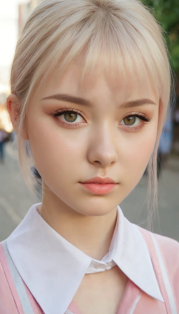 Tags: 21872187, SDXL
{"3": {"inputs": {"seed": 616988177084007, "steps": 64, "cfg": 5.63, "sampler_name": "dpmpp_2m", "scheduler": "karras", "denoise": 1.0, "model": ["27", 0], "positive": ["6", 0], "negative": ["7", 0], "latent_image": ["5", 0]}, "class_type": "KSampler"}, "4": {"inputs": {"ckpt_name": "juggernautxl.safetensors"}, "class_type": "CheckpointLoaderSimple"}, "5": {"inputs": {"width": 768, "height": 1344, "batch_size": 1}, "class_type": "EmptyLatentImage"}, "6": {"inputs": {"text": "18 year old girl, (russian:0.96), (ukrainian:1.14), (cute:1.09), (blush:1.12), (double eyelids:1.06), (detailed face:0.97), (slim:1.04), (seductive pose:1.14), (beautiful eyes:1.00), (sexy lips:0.95), (seductive facial expression:1.10), (eyelashes:1.08), (idol:1.09), (temptress:1.00), (pale skin:1.09), (on all fours:1.01), (spreading ass cheeks:1.01), (from behind:1.05), (backboob:1.11), (school uniform:1.10), choker, busy street, (film:1.03), (skin fuzz:1.05), (candid cinema:1.00), (natural looking skin:1.02), (RAW:1.03), (soft lighting:1.02), (textured skin:1.01), (detailed skin:1.02), (portra:1.05)", "clip": ["27", 1]}, "class_type": "CLIPTextEncode"}, "7": {"inputs": {"text": "(twisted:1.13), (distorted:1.05), (worst quality:1.12), (bad hands:1.10), (low resolution:1.07), (open mouth:1.13), (watermark:1.11)", "clip": ["27", 1]}, "class_type": "CLIPTextEncode"}, "8": {"inputs": {"samples": ["3", 0], "vae": ["4", 2]}, "class_type": "VAEDecode"}, "25": {"inputs": {"lora_name": "nudify_xl.safetensors", "strength_model": 0.03, "strength_clip": 0.06, "model": ["4", 0], "clip": ["4", 1]}, "class_type": "LoraLoader"}, "26": {"inputs": {"lora_name": "shirtlift_SDXL_v2.safetensors", "strength_model": 0.13, "strength_clip": 0.01, "model": ["25", 0], "clip": ["25", 1]}, "class_type": "LoraLoader"}, "27": {"inputs": {"lora_name": "PerfectEyesXL.safetensors", "strength_model": 0.07, "strength_clip": 0.03, "model": ["26", 0], "clip": ["26", 1]}, "class_type": "LoraLoader"}, "30": {"inputs": {"model_name": "4x_NMKD-Superscale-SP_178000_G.pth"}, "class_type": "UpscaleModelLoader"}, "31": {"inputs": {"upscale_model": ["30", 0], "image": ["8", 0]}, "class_type": "ImageUpscaleWithModel"}, "32": {"inputs": {"upscale_method": "lanczos", "scale_by": 0.5, "image": ["31", 0]}, "class_type": "ImageScaleBy"}, "33": {"inputs": {"pixels": ["32", 0], "vae": ["4", 2]}, "class_type": "VAEEncode"}, "34": {"inputs": {"seed": 616988177084007, "steps": 64, "cfg": 5.63, "sampler_name": "dpmpp_2m", "scheduler": "karras", "denoise": 0.3, "model": ["27", 0], "positive": ["6", 0], "negative": ["7", 0], "latent_image": ["33", 0]}, "class_type": "KSampler"}, "36": {"inputs": {"samples": ["34", 0], "vae": ["4", 2]}, "class_type": "VAEDecode"}, "39": {"inputs": {"filename_prefix": "comfyapi-1733926486387", "images": ["36", 0]}, "class_type": "SaveImage"}}