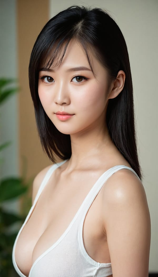 Tags: 21872187, SDXL
{"3": {"inputs": {"seed": 595927259179276, "steps": 32, "cfg": 7.93, "sampler_name": "dpmpp_2m", "scheduler": "karras", "denoise": 1.0, "model": ["27", 0], "positive": ["6", 0], "negative": ["7", 0], "latent_image": ["5", 0]}, "class_type": "KSampler"}, "4": {"inputs": {"ckpt_name": "juggernautXL_v8Rundiffusion.safetensors"}, "class_type": "CheckpointLoaderSimple"}, "5": {"inputs": {"width": 768, "height": 1344, "batch_size": 1}, "class_type": "EmptyLatentImage"}, "6": {"inputs": {"text": "23 year old girl, (chinese:1.05), (temptress:0.95), (seductive pose:0.98), (slim:0.98), (seductive facial expression:1.04), (idol:0.98), (blush:0.97), (beautiful eyes:1.04), (pale skin:1.01), (detailed face:1.07), (eyelashes:1.01), (sexy lips:1.12), (cute:1.10), (in a seductive pose:1.02), (large perky breasts:0.97), (cleavage:0.97), (thigh gap:1.04), (white tanktop:0.96), busy street, (RAW:1.04), (portra:1.03), (skin fuzz:1.02), (soft lighting:1.07), (candid cinema:1.09), (textured skin:1.08), (detailed skin:1.08), (film:1.00), (natural looking skin:1.04)", "clip": ["27", 1]}, "class_type": "CLIPTextEncode"}, "7": {"inputs": {"text": "(distorted:1.09), (worst quality:1.13), (open mouth:1.13), (bad hands:1.09), (watermark:1.07), (twisted:1.10), (low resolution:1.11)", "clip": ["27", 1]}, "class_type": "CLIPTextEncode"}, "8": {"inputs": {"samples": ["3", 0], "vae": ["4", 2]}, "class_type": "VAEDecode"}, "25": {"inputs": {"lora_name": "nudify_xl.safetensors", "strength_model": 0.01, "strength_clip": 0.23, "model": ["4", 0], "clip": ["4", 1]}, "class_type": "LoraLoader"}, "26": {"inputs": {"lora_name": "shirtlift_SDXL_v2.safetensors", "strength_model": 0.0, "strength_clip": 0.16, "model": ["25", 0], "clip": ["25", 1]}, "class_type": "LoraLoader"}, "27": {"inputs": {"lora_name": "PerfectEyesXL.safetensors", "strength_model": 0.01, "strength_clip": 0.03, "model": ["26", 0], "clip": ["26", 1]}, "class_type": "LoraLoader"}, "30": {"inputs": {"model_name": "4x_NMKD-Superscale-SP_178000_G.pth"}, "class_type": "UpscaleModelLoader"}, "31": {"inputs": {"upscale_model": ["30", 0], "image": ["8", 0]}, "class_type": "ImageUpscaleWithModel"}, "32": {"inputs": {"upscale_method": "lanczos", "scale_by": 0.5, "image": ["31", 0]}, "class_type": "ImageScaleBy"}, "33": {"inputs": {"pixels": ["32", 0], "vae": ["4", 2]}, "class_type": "VAEEncode"}, "34": {"inputs": {"seed": 595927259179276, "steps": 32, "cfg": 7.93, "sampler_name": "dpmpp_2m", "scheduler": "karras", "denoise": 0.3, "model": ["27", 0], "positive": ["6", 0], "negative": ["7", 0], "latent_image": ["33", 0]}, "class_type": "KSampler"}, "36": {"inputs": {"samples": ["34", 0], "vae": ["4", 2]}, "class_type": "VAEDecode"}, "39": {"inputs": {"filename_prefix": "comfyapi-1707311531002", "images": ["36", 0]}, "class_type": "SaveImage"}}