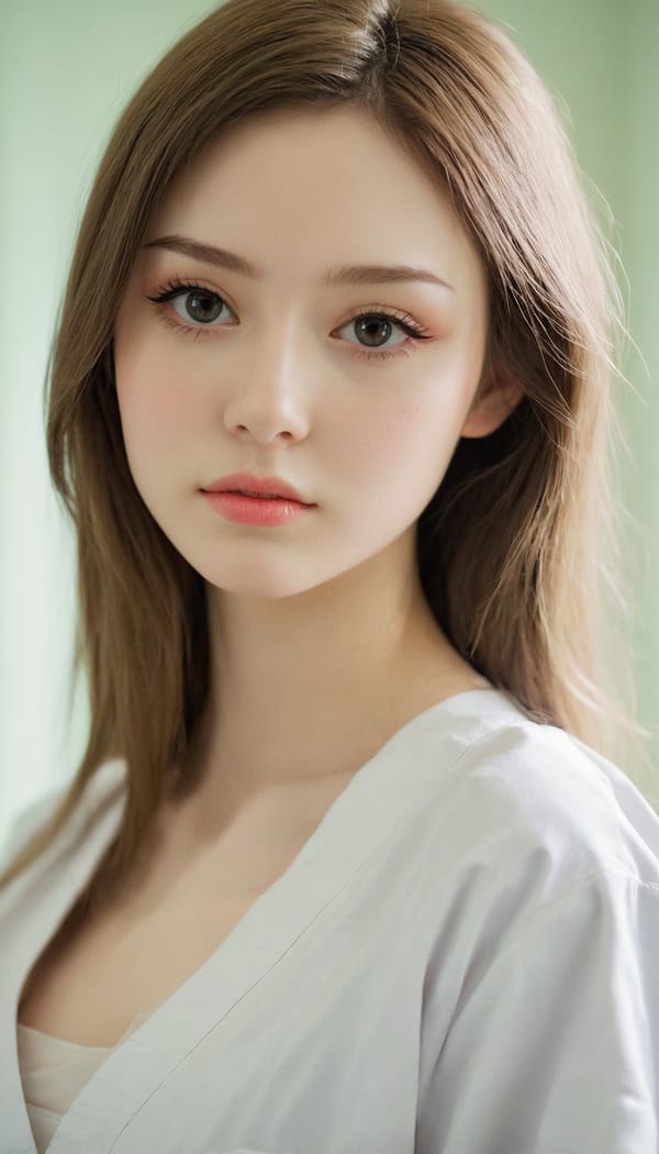 Tags: 21872187, SDXL
{"3": {"inputs": {"seed": 376722737535506, "steps": 64, "cfg": 5.07, "sampler_name": "dpmpp_2m", "scheduler": "karras", "denoise": 1.0, "model": ["27", 0], "positive": ["6", 0], "negative": ["7", 0], "latent_image": ["5", 0]}, "class_type": "KSampler"}, "4": {"inputs": {"ckpt_name": "juggernautxl.safetensors"}, "class_type": "CheckpointLoaderSimple"}, "5": {"inputs": {"width": 768, "height": 1344, "batch_size": 1}, "class_type": "EmptyLatentImage"}, "6": {"inputs": {"text": "19 year old girl, (beautiful eyes:0.99), (slim:1.11), (double eyelids:1.10), (sexy lips:1.02), (pale skin:1.01), (seductive facial expression:1.07), (seductive pose:1.01), (eyelashes:1.01), (idol:0.96), (blush:1.02), (temptress:1.11), (cute:0.95), (detailed face:1.14), (in a seductive pose:1.02), (large perky breasts:1.00), (cleavage:0.96), (thigh gap:0.99), (nurse in uniform:0.96) working in a hospital ward, (RAW:1.09), (film:1.06), (textured skin:1.03), (portra:1.00), (natural looking skin:1.07), (skin fuzz:1.04), (detailed skin:1.08), (soft lighting:1.07), (candid cinema:1.05)", "clip": ["27", 1]}, "class_type": "CLIPTextEncode"}, "7": {"inputs": {"text": "(watermark:1.12), (open mouth:1.13), (low resolution:1.10), (distorted:1.09), (twisted:1.14), (worst quality:1.12), (bad hands:1.10)", "clip": ["27", 1]}, "class_type": "CLIPTextEncode"}, "8": {"inputs": {"samples": ["3", 0], "vae": ["4", 2]}, "class_type": "VAEDecode"}, "25": {"inputs": {"lora_name": "nudify_xl.safetensors", "strength_model": 0.29, "strength_clip": 0.32, "model": ["4", 0], "clip": ["4", 1]}, "class_type": "LoraLoader"}, "26": {"inputs": {"lora_name": "shirtlift_SDXL_v2.safetensors", "strength_model": 0.0, "strength_clip": 0.02, "model": ["25", 0], "clip": ["25", 1]}, "class_type": "LoraLoader"}, "27": {"inputs": {"lora_name": "PerfectEyesXL.safetensors", "strength_model": 0.14, "strength_clip": 0.13, "model": ["26", 0], "clip": ["26", 1]}, "class_type": "LoraLoader"}, "30": {"inputs": {"model_name": "4x_NMKD-Superscale-SP_178000_G.pth"}, "class_type": "UpscaleModelLoader"}, "31": {"inputs": {"upscale_model": ["30", 0], "image": ["8", 0]}, "class_type": "ImageUpscaleWithModel"}, "32": {"inputs": {"upscale_method": "lanczos", "scale_by": 0.5, "image": ["31", 0]}, "class_type": "ImageScaleBy"}, "33": {"inputs": {"pixels": ["32", 0], "vae": ["4", 2]}, "class_type": "VAEEncode"}, "34": {"inputs": {"seed": 376722737535506, "steps": 64, "cfg": 5.07, "sampler_name": "dpmpp_2m", "scheduler": "karras", "denoise": 0.3, "model": ["27", 0], "positive": ["6", 0], "negative": ["7", 0], "latent_image": ["33", 0]}, "class_type": "KSampler"}, "36": {"inputs": {"samples": ["34", 0], "vae": ["4", 2]}, "class_type": "VAEDecode"}, "39": {"inputs": {"filename_prefix": "comfyapi-1726740083953", "images": ["36", 0]}, "class_type": "SaveImage"}}