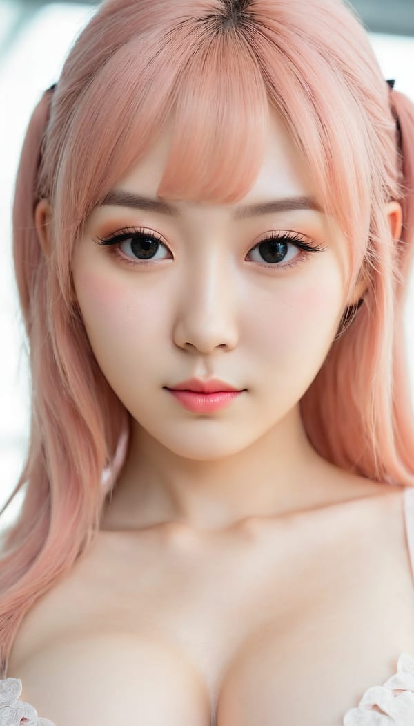 Tags: 21872187, SDXL
{"3": {"inputs": {"seed": 967923815483810, "steps": 32, "cfg": 7.05, "sampler_name": "dpmpp_2m", "scheduler": "karras", "denoise": 1.0, "model": ["27", 0], "positive": ["6", 0], "negative": ["7", 0], "latent_image": ["5", 0]}, "class_type": "KSampler"}, "4": {"inputs": {"ckpt_name": "juggernautXL_v8Rundiffusion.safetensors"}, "class_type": "CheckpointLoaderSimple"}, "5": {"inputs": {"width": 768, "height": 1344, "batch_size": 1}, "class_type": "EmptyLatentImage"}, "6": {"inputs": {"text": "28 year old girl, (korean:1.12), (irish:1.10), (pale skin:0.98), (sexy lips:1.02), (eyelashes:1.10), (double eyelids:1.00), (idol:1.09), (blush:1.03), (detailed face:1.10), (seductive facial expression:0.96), (temptress:1.06), (cute:0.99), (beautiful eyes:1.00), (slim:1.08), (in a seductive pose:1.13), (large perky breasts:0.99), (cleavage:0.98), (thigh gap:1.00), (in a cosplay:0.99) at comiket posing for camera, (textured skin:1.07), (detailed skin:1.04), (skin fuzz:1.04), (soft lighting:1.04), (natural looking skin:1.09), (film:1.02), (RAW:1.04), (candid cinema:1.06), (portra:1.04)", "clip": ["27", 1]}, "class_type": "CLIPTextEncode"}, "7": {"inputs": {"text": "(distorted:1.05), (watermark:1.06), (bad hands:1.11), (open mouth:1.07), (worst quality:1.07), (low resolution:1.10), (twisted:1.13)", "clip": ["27", 1]}, "class_type": "CLIPTextEncode"}, "8": {"inputs": {"samples": ["3", 0], "vae": ["4", 2]}, "class_type": "VAEDecode"}, "25": {"inputs": {"lora_name": "nudify_xl.safetensors", "strength_model": 0.15, "strength_clip": 0.01, "model": ["4", 0], "clip": ["4", 1]}, "class_type": "LoraLoader"}, "26": {"inputs": {"lora_name": "shirtlift_SDXL_v2.safetensors", "strength_model": 0.16, "strength_clip": 0.12, "model": ["25", 0], "clip": ["25", 1]}, "class_type": "LoraLoader"}, "27": {"inputs": {"lora_name": "PerfectEyesXL.safetensors", "strength_model": 0.0, "strength_clip": 0.06, "model": ["26", 0], "clip": ["26", 1]}, "class_type": "LoraLoader"}, "30": {"inputs": {"model_name": "4x_NMKD-Superscale-SP_178000_G.pth"}, "class_type": "UpscaleModelLoader"}, "31": {"inputs": {"upscale_model": ["30", 0], "image": ["8", 0]}, "class_type": "ImageUpscaleWithModel"}, "32": {"inputs": {"upscale_method": "lanczos", "scale_by": 0.5, "image": ["31", 0]}, "class_type": "ImageScaleBy"}, "33": {"inputs": {"pixels": ["32", 0], "vae": ["4", 2]}, "class_type": "VAEEncode"}, "34": {"inputs": {"seed": 967923815483810, "steps": 32, "cfg": 7.05, "sampler_name": "dpmpp_2m", "scheduler": "karras", "denoise": 0.3, "model": ["27", 0], "positive": ["6", 0], "negative": ["7", 0], "latent_image": ["33", 0]}, "class_type": "KSampler"}, "36": {"inputs": {"samples": ["34", 0], "vae": ["4", 2]}, "class_type": "VAEDecode"}, "39": {"inputs": {"filename_prefix": "comfyapi-1707805031582", "images": ["36", 0]}, "class_type": "SaveImage"}}